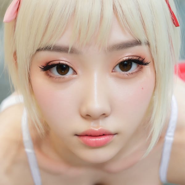 Tags: 21872187, SDXL
{"3": {"inputs": {"seed": 740627449643316, "steps": 32, "cfg": 5.34, "sampler_name": "dpmpp_2m", "scheduler": "karras", "denoise": 1.0, "model": ["27", 0], "positive": ["6", 0], "negative": ["7", 0], "latent_image": ["5", 0]}, "class_type": "KSampler"}, "4": {"inputs": {"ckpt_name": "juggernautxl.safetensors"}, "class_type": "CheckpointLoaderSimple"}, "5": {"inputs": {"width": 1024, "height": 1024, "batch_size": 1}, "class_type": "EmptyLatentImage"}, "6": {"inputs": {"text": "19 year old girl, (russian:1.08), (taiwanese:1.03), (seductive facial expression:1.14), (blush:1.06), (pale skin:1.05), (sexy lips:1.12), (temptress:0.98), (idol:1.04), (eyelashes:1.00), (double eyelids:1.08), (slim:1.00), (detailed face:1.14), (seductive pose:1.02), (cute:1.11), (beautiful eyes:1.05), (on all fours:1.11), (spreading ass cheeks:1.00), (from behind:1.10), (backboob:1.00), (in a cosplay:1.07) at comiket posing for camera, (soft lighting:1.09), (skin fuzz:1.04), (textured skin:1.03), (detailed skin:1.05), (RAW:1.03), (portra:1.08), (candid cinema:1.06), (natural looking skin:1.08), (film:1.01)", "clip": ["27", 1]}, "class_type": "CLIPTextEncode"}, "7": {"inputs": {"text": "(twisted:1.12), (low resolution:1.07), (open mouth:1.06), (bad hands:1.10), (worst quality:1.11), (watermark:1.08), (distorted:1.09)", "clip": ["27", 1]}, "class_type": "CLIPTextEncode"}, "8": {"inputs": {"samples": ["3", 0], "vae": ["4", 2]}, "class_type": "VAEDecode"}, "25": {"inputs": {"lora_name": "nudify_xl.safetensors", "strength_model": 0.04, "strength_clip": 0.09, "model": ["4", 0], "clip": ["4", 1]}, "class_type": "LoraLoader"}, "26": {"inputs": {"lora_name": "shirtlift_SDXL_v2.safetensors", "strength_model": 0.11, "strength_clip": 0.01, "model": ["25", 0], "clip": ["25", 1]}, "class_type": "LoraLoader"}, "27": {"inputs": {"lora_name": "PerfectEyesXL.safetensors", "strength_model": 0.17, "strength_clip": 0.14, "model": ["26", 0], "clip": ["26", 1]}, "class_type": "LoraLoader"}, "30": {"inputs": {"model_name": "4x_NMKD-Superscale-SP_178000_G.pth"}, "class_type": "UpscaleModelLoader"}, "31": {"inputs": {"upscale_model": ["30", 0], "image": ["8", 0]}, "class_type": "ImageUpscaleWithModel"}, "32": {"inputs": {"upscale_method": "lanczos", "scale_by": 0.5, "image": ["31", 0]}, "class_type": "ImageScaleBy"}, "33": {"inputs": {"pixels": ["32", 0], "vae": ["4", 2]}, "class_type": "VAEEncode"}, "34": {"inputs": {"seed": 740627449643316, "steps": 32, "cfg": 5.34, "sampler_name": "dpmpp_2m", "scheduler": "karras", "denoise": 0.3, "model": ["27", 0], "positive": ["6", 0], "negative": ["7", 0], "latent_image": ["33", 0]}, "class_type": "KSampler"}, "36": {"inputs": {"samples": ["34", 0], "vae": ["4", 2]}, "class_type": "VAEDecode"}, "39": {"inputs": {"filename_prefix": "comfyapi-1717100433233", "images": ["36", 0]}, "class_type": "SaveImage"}}