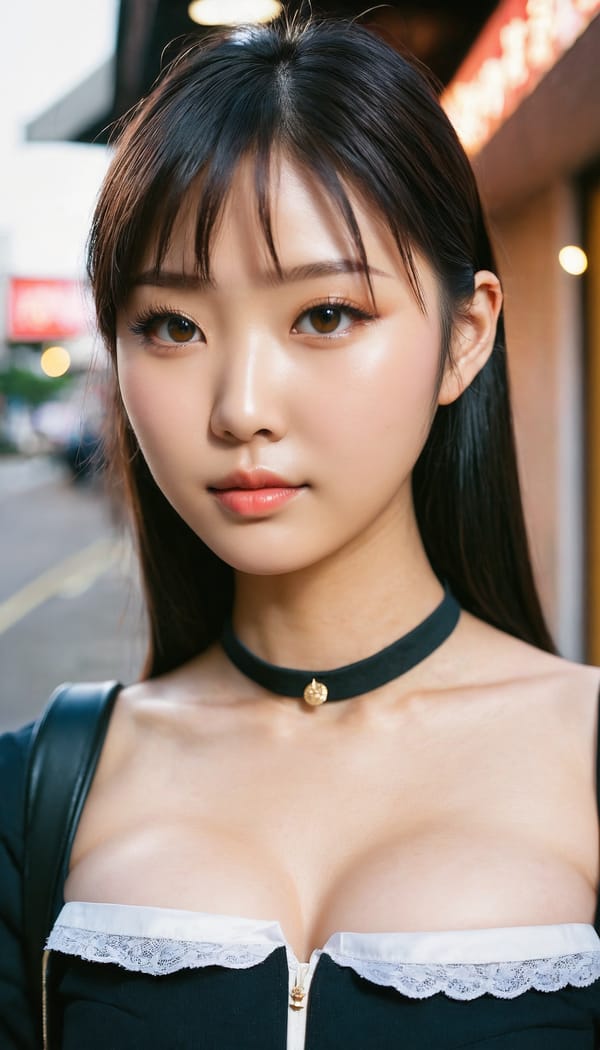 Tags: 21872187, SDXL
{"3": {"inputs": {"seed": 608726170751826, "steps": 64, "cfg": 7.68, "sampler_name": "dpmpp_2m", "scheduler": "karras", "denoise": 1.0, "model": ["27", 0], "positive": ["6", 0], "negative": ["7", 0], "latent_image": ["5", 0]}, "class_type": "KSampler"}, "4": {"inputs": {"ckpt_name": "juggernautxl.safetensors"}, "class_type": "CheckpointLoaderSimple"}, "5": {"inputs": {"width": 768, "height": 1344, "batch_size": 1}, "class_type": "EmptyLatentImage"}, "6": {"inputs": {"text": "21 year old girl, (irish:1.04), (taiwanese:1.12), (chinese:1.12), (double eyelids:1.05), (cute:1.13), (eyelashes:1.13), (temptress:1.14), (seductive facial expression:1.00), (idol:0.96), (sexy lips:1.08), (seductive pose:1.04), (slim:1.02), (detailed face:1.12), (blush:1.02), (beautiful eyes:0.96), (on all fours:1.08), (spreading ass cheeks:1.00), (from behind:0.95), (backboob:1.09), (school uniform:1.11), choker, busy street, (RAW:1.02), (textured skin:1.03), (soft lighting:1.05), (candid cinema:1.04), (film:1.04), (detailed skin:1.03), (skin fuzz:1.00), (portra:1.04), (natural looking skin:1.02)", "clip": ["27", 1]}, "class_type": "CLIPTextEncode"}, "7": {"inputs": {"text": "(bad hands:1.13), (worst quality:1.09), (open mouth:1.08), (twisted:1.06), (watermark:1.14), (low resolution:1.09), (distorted:1.12)", "clip": ["27", 1]}, "class_type": "CLIPTextEncode"}, "8": {"inputs": {"samples": ["3", 0], "vae": ["4", 2]}, "class_type": "VAEDecode"}, "25": {"inputs": {"lora_name": "nudify_xl.safetensors", "strength_model": 0.06, "strength_clip": 0.17, "model": ["4", 0], "clip": ["4", 1]}, "class_type": "LoraLoader"}, "26": {"inputs": {"lora_name": "shirtlift_SDXL_v2.safetensors", "strength_model": 0.1, "strength_clip": 0.02, "model": ["25", 0], "clip": ["25", 1]}, "class_type": "LoraLoader"}, "27": {"inputs": {"lora_name": "PerfectEyesXL.safetensors", "strength_model": 0.11, "strength_clip": 0.13, "model": ["26", 0], "clip": ["26", 1]}, "class_type": "LoraLoader"}, "30": {"inputs": {"model_name": "4x_NMKD-Superscale-SP_178000_G.pth"}, "class_type": "UpscaleModelLoader"}, "31": {"inputs": {"upscale_model": ["30", 0], "image": ["8", 0]}, "class_type": "ImageUpscaleWithModel"}, "32": {"inputs": {"upscale_method": "lanczos", "scale_by": 0.5, "image": ["31", 0]}, "class_type": "ImageScaleBy"}, "33": {"inputs": {"pixels": ["32", 0], "vae": ["4", 2]}, "class_type": "VAEEncode"}, "34": {"inputs": {"seed": 608726170751826, "steps": 64, "cfg": 7.68, "sampler_name": "dpmpp_2m", "scheduler": "karras", "denoise": 0.3, "model": ["27", 0], "positive": ["6", 0], "negative": ["7", 0], "latent_image": ["33", 0]}, "class_type": "KSampler"}, "36": {"inputs": {"samples": ["34", 0], "vae": ["4", 2]}, "class_type": "VAEDecode"}, "39": {"inputs": {"filename_prefix": "comfyapi-1715861659553", "images": ["36", 0]}, "class_type": "SaveImage"}}