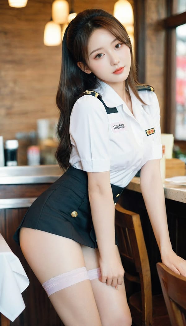 Tags: 21872187, SDXL
{"3": {"inputs": {"seed": 195221477129793, "steps": 64, "cfg": 5.52, "sampler_name": "dpmpp_2m", "scheduler": "karras", "denoise": 1.0, "model": ["27", 0], "positive": ["6", 0], "negative": ["7", 0], "latent_image": ["5", 0]}, "class_type": "KSampler"}, "4": {"inputs": {"ckpt_name": "leosamsHelloworldSDXL_helloworldSDXL32DPO.safetensors"}, "class_type": "CheckpointLoaderSimple"}, "5": {"inputs": {"width": 768, "height": 1344, "batch_size": 1}, "class_type": "EmptyLatentImage"}, "6": {"inputs": {"text": "24 year old girl, (korean:1.02), (temptress:0.97), (detailed face:1.12), (seductive pose:0.95), (sexy lips:0.98), (cute:0.97), (eyelashes:0.95), (slim:1.10), (blush:1.03), (pale skin:1.12), (beautiful eyes:1.13), (double eyelids:1.02), (idol:1.00), (seductive facial expression:1.04), (perky ass:0.97), (exposed ass:0.97), (looking back:1.13), (sexy ass:1.00), (thigh gap:1.12), (a waitress in uniform:1.13) working at a restaurant, (detailed skin:1.00), (natural looking skin:1.02), (RAW:1.01), (soft lighting:1.05), (film:1.03), (portra:1.02), (skin fuzz:1.04), (candid cinema:1.07)", "clip": ["27", 1]}, "class_type": "CLIPTextEncode"}, "7": {"inputs": {"text": "(low resolution:1.08), (open mouth:1.08), (distorted:1.06), (worst quality:1.10), (watermark:1.07), (bad hands:1.10), (twisted:1.07)", "clip": ["27", 1]}, "class_type": "CLIPTextEncode"}, "8": {"inputs": {"samples": ["3", 0], "vae": ["4", 2]}, "class_type": "VAEDecode"}, "25": {"inputs": {"lora_name": "nudify_xl.safetensors", "strength_model": 0.39, "strength_clip": 0.22, "model": ["4", 0], "clip": ["4", 1]}, "class_type": "LoraLoader"}, "26": {"inputs": {"lora_name": "shirtlift_SDXL_v2.safetensors", "strength_model": 0.09, "strength_clip": 0.18, "model": ["25", 0], "clip": ["25", 1]}, "class_type": "LoraLoader"}, "27": {"inputs": {"lora_name": "PerfectEyesXL.safetensors", "strength_model": 0.07, "strength_clip": 0.08, "model": ["26", 0], "clip": ["26", 1]}, "class_type": "LoraLoader"}, "30": {"inputs": {"model_name": "4x_NMKD-Superscale-SP_178000_G.pth"}, "class_type": "UpscaleModelLoader"}, "31": {"inputs": {"upscale_model": ["30", 0], "image": ["8", 0]}, "class_type": "ImageUpscaleWithModel"}, "32": {"inputs": {"upscale_method": "lanczos", "scale_by": 0.5, "image": ["31", 0]}, "class_type": "ImageScaleBy"}, "33": {"inputs": {"pixels": ["32", 0], "vae": ["4", 2]}, "class_type": "VAEEncode"}, "34": {"inputs": {"seed": 195221477129793, "steps": 64, "cfg": 5.52, "sampler_name": "dpmpp_2m", "scheduler": "karras", "denoise": 0.3, "model": ["27", 0], "positive": ["6", 0], "negative": ["7", 0], "latent_image": ["33", 0]}, "class_type": "KSampler"}, "36": {"inputs": {"samples": ["34", 0], "vae": ["4", 2]}, "class_type": "VAEDecode"}, "39": {"inputs": {"filename_prefix": "comfyapi-1707828399533", "images": ["36", 0]}, "class_type": "SaveImage"}}