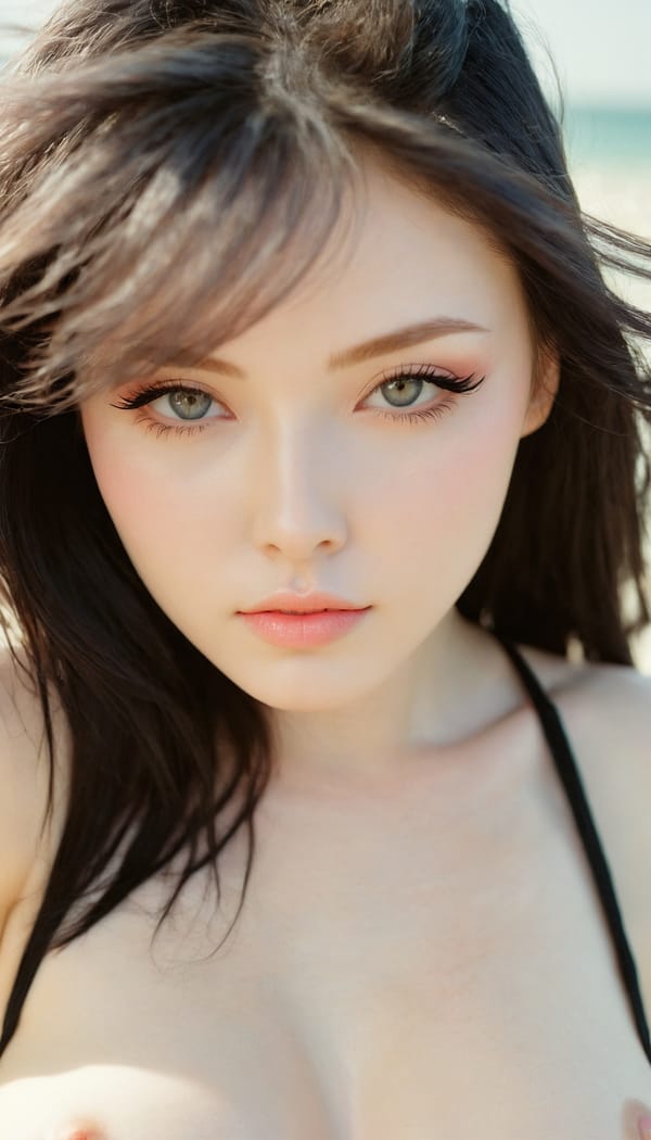 Tags: 21872187, SDXL
{"3": {"inputs": {"seed": 378840006429471, "steps": 64, "cfg": 6.62, "sampler_name": "dpmpp_2m", "scheduler": "karras", "denoise": 1.0, "model": ["27", 0], "positive": ["6", 0], "negative": ["7", 0], "latent_image": ["5", 0]}, "class_type": "KSampler"}, "4": {"inputs": {"ckpt_name": "juggernautxl.safetensors"}, "class_type": "CheckpointLoaderSimple"}, "5": {"inputs": {"width": 768, "height": 1344, "batch_size": 1}, "class_type": "EmptyLatentImage"}, "6": {"inputs": {"text": "23 year old girl, (pale skin:0.99), (temptress:1.09), (sexy lips:0.96), (slim:1.08), (idol:1.14), (seductive facial expression:0.95), (double eyelids:1.09), (blush:1.13), (seductive pose:0.98), (eyelashes:1.09), (beautiful eyes:1.09), (in a seductive pose:1.10), (large perky breasts:0.96), (cleavage:0.99), (thigh gap:1.09), wearing (bikini:0.98) at a beach, (film:1.05), (textured skin:1.07), (portra:1.03), (natural looking skin:1.06), (detailed skin:1.02), (candid cinema:1.08), (skin fuzz:1.01), (RAW:1.06), (soft lighting:1.05)", "clip": ["27", 1]}, "class_type": "CLIPTextEncode"}, "7": {"inputs": {"text": "(twisted:1.08), (watermark:1.10), (distorted:1.06), (worst quality:1.11), (low resolution:1.05), (open mouth:1.11), (bad hands:1.14)", "clip": ["27", 1]}, "class_type": "CLIPTextEncode"}, "8": {"inputs": {"samples": ["3", 0], "vae": ["4", 2]}, "class_type": "VAEDecode"}, "25": {"inputs": {"lora_name": "nudify_xl.safetensors", "strength_model": 0.1, "strength_clip": 0.09, "model": ["4", 0], "clip": ["4", 1]}, "class_type": "LoraLoader"}, "26": {"inputs": {"lora_name": "shirtlift_SDXL_v2.safetensors", "strength_model": 0.03, "strength_clip": 0.08, "model": ["25", 0], "clip": ["25", 1]}, "class_type": "LoraLoader"}, "27": {"inputs": {"lora_name": "PerfectEyesXL.safetensors", "strength_model": 0.01, "strength_clip": 0.08, "model": ["26", 0], "clip": ["26", 1]}, "class_type": "LoraLoader"}, "30": {"inputs": {"model_name": "4x_NMKD-Superscale-SP_178000_G.pth"}, "class_type": "UpscaleModelLoader"}, "31": {"inputs": {"upscale_model": ["30", 0], "image": ["8", 0]}, "class_type": "ImageUpscaleWithModel"}, "32": {"inputs": {"upscale_method": "lanczos", "scale_by": 0.5, "image": ["31", 0]}, "class_type": "ImageScaleBy"}, "33": {"inputs": {"pixels": ["32", 0], "vae": ["4", 2]}, "class_type": "VAEEncode"}, "34": {"inputs": {"seed": 378840006429471, "steps": 64, "cfg": 6.62, "sampler_name": "dpmpp_2m", "scheduler": "karras", "denoise": 0.3, "model": ["27", 0], "positive": ["6", 0], "negative": ["7", 0], "latent_image": ["33", 0]}, "class_type": "KSampler"}, "36": {"inputs": {"samples": ["34", 0], "vae": ["4", 2]}, "class_type": "VAEDecode"}, "39": {"inputs": {"filename_prefix": "comfyapi-1717122508425", "images": ["36", 0]}, "class_type": "SaveImage"}}