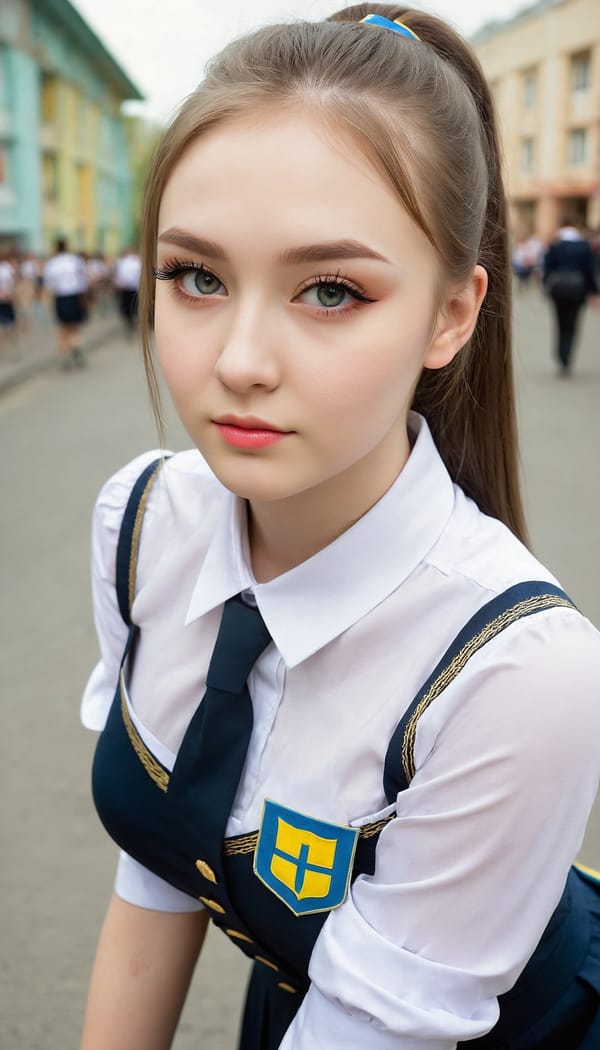 Tags: 21872187, SDXL
{"3": {"inputs": {"seed": 678869034429404, "steps": 32, "cfg": 7.05, "sampler_name": "dpmpp_2m", "scheduler": "karras", "denoise": 1.0, "model": ["27", 0], "positive": ["6", 0], "negative": ["7", 0], "latent_image": ["5", 0]}, "class_type": "KSampler"}, "4": {"inputs": {"ckpt_name": "juggernautXL_v8Rundiffusion.safetensors"}, "class_type": "CheckpointLoaderSimple"}, "5": {"inputs": {"width": 768, "height": 1344, "batch_size": 1}, "class_type": "EmptyLatentImage"}, "6": {"inputs": {"text": "18 year old girl, (ukrainian:1.11), (slim:1.00), (beautiful eyes:0.95), (cute:1.08), (seductive facial expression:1.11), (temptress:1.01), (eyelashes:1.12), (pale skin:1.01), (sexy lips:1.04), (detailed face:0.99), (double eyelids:1.06), (idol:0.98), (seductive pose:1.04), (on all fours:0.98), (spreading ass cheeks:1.12), (from behind:0.99), (backboob:1.06), (school uniform:1.11), choker, busy street, (skin fuzz:1.09), (RAW:1.04), (portra:1.05), (detailed skin:1.03), (candid cinema:1.04), (soft lighting:1.06), (natural looking skin:1.00), (film:1.06), (textured skin:1.05)", "clip": ["27", 1]}, "class_type": "CLIPTextEncode"}, "7": {"inputs": {"text": "(bad hands:1.14), (open mouth:1.05), (twisted:1.07), (watermark:1.12), (worst quality:1.11), (distorted:1.05), (low resolution:1.13)", "clip": ["27", 1]}, "class_type": "CLIPTextEncode"}, "8": {"inputs": {"samples": ["3", 0], "vae": ["4", 2]}, "class_type": "VAEDecode"}, "25": {"inputs": {"lora_name": "nudify_xl.safetensors", "strength_model": 0.37, "strength_clip": 0.28, "model": ["4", 0], "clip": ["4", 1]}, "class_type": "LoraLoader"}, "26": {"inputs": {"lora_name": "shirtlift_SDXL_v2.safetensors", "strength_model": 0.12, "strength_clip": 0.03, "model": ["25", 0], "clip": ["25", 1]}, "class_type": "LoraLoader"}, "27": {"inputs": {"lora_name": "PerfectEyesXL.safetensors", "strength_model": 0.07, "strength_clip": 0.06, "model": ["26", 0], "clip": ["26", 1]}, "class_type": "LoraLoader"}, "30": {"inputs": {"model_name": "4x_NMKD-Superscale-SP_178000_G.pth"}, "class_type": "UpscaleModelLoader"}, "31": {"inputs": {"upscale_model": ["30", 0], "image": ["8", 0]}, "class_type": "ImageUpscaleWithModel"}, "32": {"inputs": {"upscale_method": "lanczos", "scale_by": 0.5, "image": ["31", 0]}, "class_type": "ImageScaleBy"}, "33": {"inputs": {"pixels": ["32", 0], "vae": ["4", 2]}, "class_type": "VAEEncode"}, "34": {"inputs": {"seed": 678869034429404, "steps": 32, "cfg": 7.05, "sampler_name": "dpmpp_2m", "scheduler": "karras", "denoise": 0.3, "model": ["27", 0], "positive": ["6", 0], "negative": ["7", 0], "latent_image": ["33", 0]}, "class_type": "KSampler"}, "36": {"inputs": {"samples": ["34", 0], "vae": ["4", 2]}, "class_type": "VAEDecode"}, "39": {"inputs": {"filename_prefix": "comfyapi-1707822326792", "images": ["36", 0]}, "class_type": "SaveImage"}}