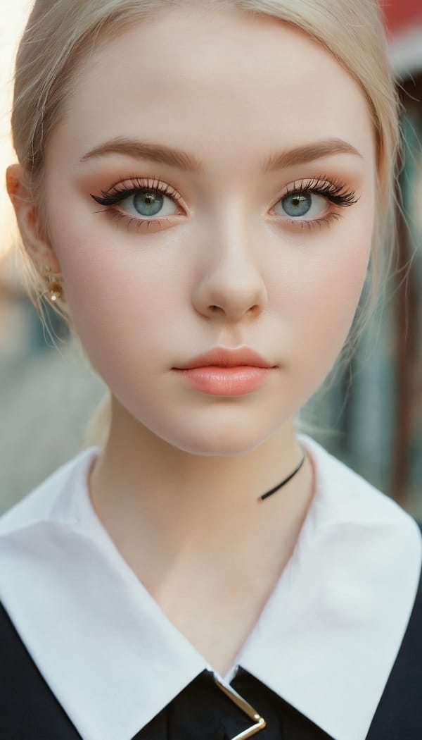 Tags: 21872187, SDXL
{"3": {"inputs": {"seed": 328376153559173, "steps": 32, "cfg": 5.72, "sampler_name": "dpmpp_2m", "scheduler": "karras", "denoise": 1.0, "model": ["27", 0], "positive": ["6", 0], "negative": ["7", 0], "latent_image": ["5", 0]}, "class_type": "KSampler"}, "4": {"inputs": {"ckpt_name": "juggernautxl.safetensors"}, "class_type": "CheckpointLoaderSimple"}, "5": {"inputs": {"width": 768, "height": 1344, "batch_size": 1}, "class_type": "EmptyLatentImage"}, "6": {"inputs": {"text": "23 year old girl, (ukrainian:0.97), (eyelashes:0.97), (pale skin:1.07), (sexy lips:1.08), (seductive pose:0.95), (temptress:0.99), (detailed face:1.14), (blush:1.14), (cute:1.14), (double eyelids:1.10), (beautiful eyes:1.12), (idol:1.06), (in a seductive pose:1.11), (large perky breasts:1.07), (cleavage:1.01), (thigh gap:1.06), (school uniform:1.08), choker, busy street, (RAW:1.03), (natural looking skin:1.07), (candid cinema:1.06), (detailed skin:1.09), (textured skin:1.03), (film:1.08), (portra:1.00), (soft lighting:1.04), (skin fuzz:1.03)", "clip": ["27", 1]}, "class_type": "CLIPTextEncode"}, "7": {"inputs": {"text": "(distorted:1.12), (open mouth:1.10), (watermark:1.14), (worst quality:1.14), (twisted:1.13), (bad hands:1.09), (low resolution:1.14)", "clip": ["27", 1]}, "class_type": "CLIPTextEncode"}, "8": {"inputs": {"samples": ["3", 0], "vae": ["4", 2]}, "class_type": "VAEDecode"}, "25": {"inputs": {"lora_name": "nudify_xl.safetensors", "strength_model": 0.09, "strength_clip": 0.07, "model": ["4", 0], "clip": ["4", 1]}, "class_type": "LoraLoader"}, "26": {"inputs": {"lora_name": "shirtlift_SDXL_v2.safetensors", "strength_model": 0.01, "strength_clip": 0.16, "model": ["25", 0], "clip": ["25", 1]}, "class_type": "LoraLoader"}, "27": {"inputs": {"lora_name": "PerfectEyesXL.safetensors", "strength_model": 0.05, "strength_clip": 0.16, "model": ["26", 0], "clip": ["26", 1]}, "class_type": "LoraLoader"}, "30": {"inputs": {"model_name": "4x_NMKD-Superscale-SP_178000_G.pth"}, "class_type": "UpscaleModelLoader"}, "31": {"inputs": {"upscale_model": ["30", 0], "image": ["8", 0]}, "class_type": "ImageUpscaleWithModel"}, "32": {"inputs": {"upscale_method": "lanczos", "scale_by": 0.5, "image": ["31", 0]}, "class_type": "ImageScaleBy"}, "33": {"inputs": {"pixels": ["32", 0], "vae": ["4", 2]}, "class_type": "VAEEncode"}, "34": {"inputs": {"seed": 328376153559173, "steps": 32, "cfg": 5.72, "sampler_name": "dpmpp_2m", "scheduler": "karras", "denoise": 0.3, "model": ["27", 0], "positive": ["6", 0], "negative": ["7", 0], "latent_image": ["33", 0]}, "class_type": "KSampler"}, "36": {"inputs": {"samples": ["34", 0], "vae": ["4", 2]}, "class_type": "VAEDecode"}, "39": {"inputs": {"filename_prefix": "comfyapi-1731269146065", "images": ["36", 0]}, "class_type": "SaveImage"}}