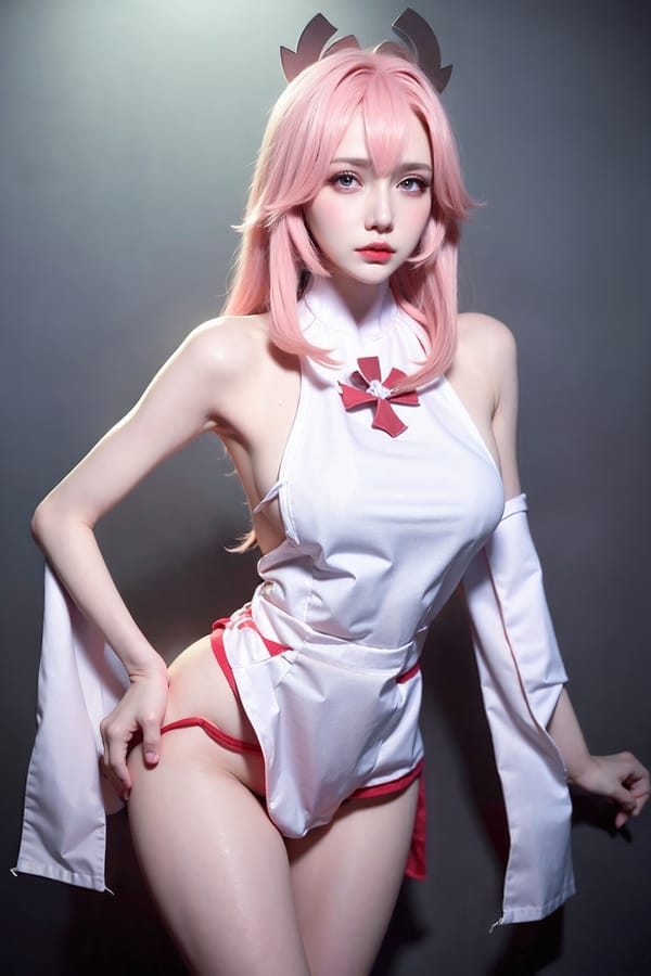 Tags: 21872187
<lora:koreanDollLikeness:0.46>, <lora:YaeMiko_Test:0.77>, (ukrainian:0.95), (nurse outfit:1.02), hospital ward, (seductive pose:1.01), extremely detailed eyes, extremely detailed face, cute, (photorealistic:1.13), sexy lips, double eyelids, eyelashes, pale skin, perky breasts, textured skin, 4K, best quality, sharp, (long slim legs:1.11), (thigh gap:1.02), 1girl, (dramatic:1.16)
Negative prompt: drawings, ugly, (worst quality:2.22)
Steps: 32, Sampler: DPM++ 2M Karras, CFG scale: 5.83, Seed: 3749722800, Size: 512x768, Model hash: fc2511737a, Model: chilloutmix_NiPrunedFp32Fix, Seed resize from: -1x-1, Denoising strength: 0.3, Version: v1.2.1, Hires upscale: 3.0, Hires steps: 16, Hires upscaler: ESRGAN_4x