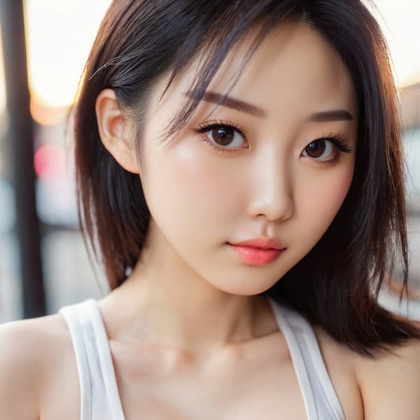 Tags: 21872187, SDXL
{"3": {"inputs": {"seed": 642693358742750, "steps": 64, "cfg": 7.2, "sampler_name": "dpmpp_2m", "scheduler": "karras", "denoise": 1.0, "model": ["27", 0], "positive": ["6", 0], "negative": ["7", 0], "latent_image": ["5", 0]}, "class_type": "KSampler"}, "4": {"inputs": {"ckpt_name": "juggernautxl.safetensors"}, "class_type": "CheckpointLoaderSimple"}, "5": {"inputs": {"width": 1024, "height": 1024, "batch_size": 1}, "class_type": "EmptyLatentImage"}, "6": {"inputs": {"text": "28 year old girl, (chinese:1.13), (japanese:1.00), (taiwanese:0.97), (cute:1.05), (pale skin:1.02), (double eyelids:1.13), (temptress:1.01), (eyelashes:1.08), (seductive facial expression:1.08), (seductive pose:1.01), (slim:1.07), (sexy lips:1.02), (beautiful eyes:1.05), (detailed face:1.02), (blush:1.11), (idol:1.14), (in a seductive pose:1.05), (large perky breasts:1.06), (cleavage:1.01), (thigh gap:0.97), (white tanktop:1.14), busy street, (portra:1.09), (textured skin:1.06), (film:1.04), (candid cinema:1.07), (natural looking skin:1.08), (soft lighting:1.08), (skin fuzz:1.08), (RAW:1.08), (detailed skin:1.09)", "clip": ["27", 1]}, "class_type": "CLIPTextEncode"}, "7": {"inputs": {"text": "(distorted:1.06), (worst quality:1.13), (bad hands:1.07), (open mouth:1.10), (low resolution:1.13), (watermark:1.11), (twisted:1.07)", "clip": ["27", 1]}, "class_type": "CLIPTextEncode"}, "8": {"inputs": {"samples": ["3", 0], "vae": ["4", 2]}, "class_type": "VAEDecode"}, "25": {"inputs": {"lora_name": "nudify_xl.safetensors", "strength_model": 0.05, "strength_clip": 0.07, "model": ["4", 0], "clip": ["4", 1]}, "class_type": "LoraLoader"}, "26": {"inputs": {"lora_name": "shirtlift_SDXL_v2.safetensors", "strength_model": 0.01, "strength_clip": 0.06, "model": ["25", 0], "clip": ["25", 1]}, "class_type": "LoraLoader"}, "27": {"inputs": {"lora_name": "PerfectEyesXL.safetensors", "strength_model": 0.14, "strength_clip": 0.12, "model": ["26", 0], "clip": ["26", 1]}, "class_type": "LoraLoader"}, "30": {"inputs": {"model_name": "4x_NMKD-Superscale-SP_178000_G.pth"}, "class_type": "UpscaleModelLoader"}, "31": {"inputs": {"upscale_model": ["30", 0], "image": ["8", 0]}, "class_type": "ImageUpscaleWithModel"}, "32": {"inputs": {"upscale_method": "lanczos", "scale_by": 0.5, "image": ["31", 0]}, "class_type": "ImageScaleBy"}, "33": {"inputs": {"pixels": ["32", 0], "vae": ["4", 2]}, "class_type": "VAEEncode"}, "34": {"inputs": {"seed": 642693358742750, "steps": 64, "cfg": 7.2, "sampler_name": "dpmpp_2m", "scheduler": "karras", "denoise": 0.3, "model": ["27", 0], "positive": ["6", 0], "negative": ["7", 0], "latent_image": ["33", 0]}, "class_type": "KSampler"}, "36": {"inputs": {"samples": ["34", 0], "vae": ["4", 2]}, "class_type": "VAEDecode"}, "39": {"inputs": {"filename_prefix": "comfyapi-1734512708137", "images": ["36", 0]}, "class_type": "SaveImage"}}