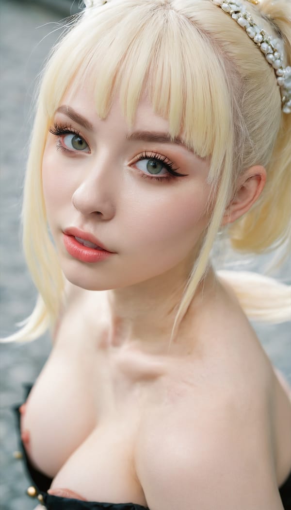 Tags: 21872187, SDXL
{"3": {"inputs": {"seed": 259259254970861, "steps": 32, "cfg": 6.32, "sampler_name": "dpmpp_2m", "scheduler": "karras", "denoise": 1.0, "model": ["27", 0], "positive": ["6", 0], "negative": ["7", 0], "latent_image": ["5", 0]}, "class_type": "KSampler"}, "4": {"inputs": {"ckpt_name": "juggernautxl.safetensors"}, "class_type": "CheckpointLoaderSimple"}, "5": {"inputs": {"width": 768, "height": 1344, "batch_size": 1}, "class_type": "EmptyLatentImage"}, "6": {"inputs": {"text": "25 year old girl, (ukrainian:0.97), (irish:1.13), (russian:0.96), (sexy lips:1.00), (pale skin:1.00), (seductive facial expression:1.12), (temptress:1.02), (double eyelids:1.00), (seductive pose:0.97), (beautiful eyes:1.08), (idol:1.07), (slim:0.99), (eyelashes:1.05), (cute:0.97), (detailed face:1.11), (on all fours:0.99), (spreading ass cheeks:0.96), (from behind:1.08), (backboob:0.95), (in a cosplay:1.13) at comiket posing for camera, (RAW:1.02), (textured skin:1.01), (detailed skin:1.07), (film:1.05), (candid cinema:1.01), (soft lighting:1.01), (natural looking skin:1.03), (portra:1.00)", "clip": ["27", 1]}, "class_type": "CLIPTextEncode"}, "7": {"inputs": {"text": "(twisted:1.11), (distorted:1.07), (bad hands:1.06), (watermark:1.10), (low resolution:1.07), (worst quality:1.14)", "clip": ["27", 1]}, "class_type": "CLIPTextEncode"}, "8": {"inputs": {"samples": ["3", 0], "vae": ["4", 2]}, "class_type": "VAEDecode"}, "25": {"inputs": {"lora_name": "nudify_xl.safetensors", "strength_model": 0.01, "strength_clip": 0.02, "model": ["4", 0], "clip": ["4", 1]}, "class_type": "LoraLoader"}, "26": {"inputs": {"lora_name": "shirtlift_SDXL_v2.safetensors", "strength_model": 0.15, "strength_clip": 0.0, "model": ["25", 0], "clip": ["25", 1]}, "class_type": "LoraLoader"}, "27": {"inputs": {"lora_name": "PerfectEyesXL.safetensors", "strength_model": 0.01, "strength_clip": 0.02, "model": ["26", 0], "clip": ["26", 1]}, "class_type": "LoraLoader"}, "30": {"inputs": {"model_name": "4x_NMKD-Superscale-SP_178000_G.pth"}, "class_type": "UpscaleModelLoader"}, "31": {"inputs": {"upscale_model": ["30", 0], "image": ["8", 0]}, "class_type": "ImageUpscaleWithModel"}, "32": {"inputs": {"upscale_method": "lanczos", "scale_by": 0.5, "image": ["31", 0]}, "class_type": "ImageScaleBy"}, "33": {"inputs": {"pixels": ["32", 0], "vae": ["4", 2]}, "class_type": "VAEEncode"}, "34": {"inputs": {"seed": 259259254970861, "steps": 32, "cfg": 6.32, "sampler_name": "dpmpp_2m", "scheduler": "karras", "denoise": 0.3, "model": ["27", 0], "positive": ["6", 0], "negative": ["7", 0], "latent_image": ["33", 0]}, "class_type": "KSampler"}, "36": {"inputs": {"samples": ["34", 0], "vae": ["4", 2]}, "class_type": "VAEDecode"}, "39": {"inputs": {"filename_prefix": "comfyapi-1726421398981", "images": ["36", 0]}, "class_type": "SaveImage"}}