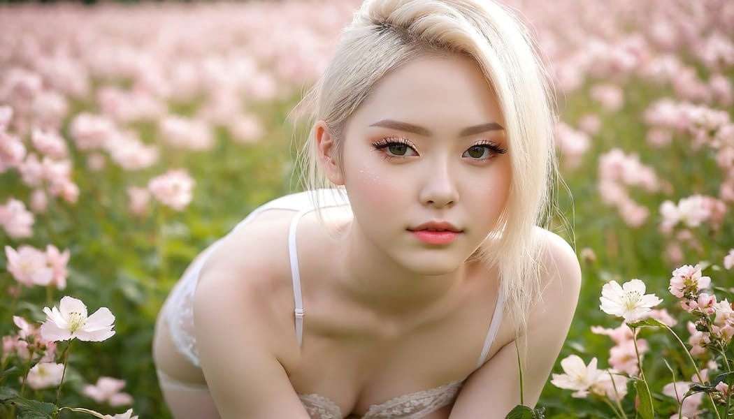 Tags: 21872187, SDXL
{"3": {"inputs": {"seed": 867338105675988, "steps": 32, "cfg": 7.31, "sampler_name": "dpmpp_2m", "scheduler": "karras", "denoise": 1.0, "model": ["27", 0], "positive": ["6", 0], "negative": ["7", 0], "latent_image": ["5", 0]}, "class_type": "KSampler"}, "4": {"inputs": {"ckpt_name": "juggernautxl.safetensors"}, "class_type": "CheckpointLoaderSimple"}, "5": {"inputs": {"width": 1344, "height": 768, "batch_size": 1}, "class_type": "EmptyLatentImage"}, "6": {"inputs": {"text": "19 year old girl, (russian:1.11), (japanese:1.02), (irish:1.03), (pale skin:1.12), (seductive pose:1.03), (seductive facial expression:1.13), (sexy lips:1.02), (detailed face:1.14), (idol:1.11), (eyelashes:1.10), (temptress:0.99), (blush:0.96), (cute:1.14), (double eyelids:1.00), (beautiful eyes:1.13), (slim:0.96), (perky ass:0.95), (exposed ass:0.96), (looking back:1.07), (sexy ass:1.08), (thigh gap:1.05), wearing (translucent clothes:0.97) on a flower field, (soft lighting:1.02), (skin fuzz:1.09), (candid cinema:1.00), (detailed skin:1.03), (RAW:1.06), (portra:1.08), (textured skin:1.04), (film:1.04), (natural looking skin:1.04)", "clip": ["27", 1]}, "class_type": "CLIPTextEncode"}, "7": {"inputs": {"text": "(low resolution:1.11), (worst quality:1.11), (twisted:1.12), (open mouth:1.14), (watermark:1.09), (bad hands:1.05), (distorted:1.06)", "clip": ["27", 1]}, "class_type": "CLIPTextEncode"}, "8": {"inputs": {"samples": ["3", 0], "vae": ["4", 2]}, "class_type": "VAEDecode"}, "25": {"inputs": {"lora_name": "nudify_xl.safetensors", "strength_model": 0.31, "strength_clip": 0.17, "model": ["4", 0], "clip": ["4", 1]}, "class_type": "LoraLoader"}, "26": {"inputs": {"lora_name": "shirtlift_SDXL_v2.safetensors", "strength_model": 0.16, "strength_clip": 0.15, "model": ["25", 0], "clip": ["25", 1]}, "class_type": "LoraLoader"}, "27": {"inputs": {"lora_name": "PerfectEyesXL.safetensors", "strength_model": 0.01, "strength_clip": 0.16, "model": ["26", 0], "clip": ["26", 1]}, "class_type": "LoraLoader"}, "30": {"inputs": {"model_name": "4x_NMKD-Superscale-SP_178000_G.pth"}, "class_type": "UpscaleModelLoader"}, "31": {"inputs": {"upscale_model": ["30", 0], "image": ["8", 0]}, "class_type": "ImageUpscaleWithModel"}, "32": {"inputs": {"upscale_method": "lanczos", "scale_by": 0.5, "image": ["31", 0]}, "class_type": "ImageScaleBy"}, "33": {"inputs": {"pixels": ["32", 0], "vae": ["4", 2]}, "class_type": "VAEEncode"}, "34": {"inputs": {"seed": 867338105675988, "steps": 32, "cfg": 7.31, "sampler_name": "dpmpp_2m", "scheduler": "karras", "denoise": 0.3, "model": ["27", 0], "positive": ["6", 0], "negative": ["7", 0], "latent_image": ["33", 0]}, "class_type": "KSampler"}, "36": {"inputs": {"samples": ["34", 0], "vae": ["4", 2]}, "class_type": "VAEDecode"}, "39": {"inputs": {"filename_prefix": "comfyapi-1728332701854", "images": ["36", 0]}, "class_type": "SaveImage"}}