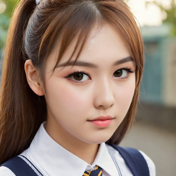 Tags: 21872187, SDXL
{"3": {"inputs": {"seed": 159485633102747, "steps": 64, "cfg": 5.74, "sampler_name": "dpmpp_2m", "scheduler": "karras", "denoise": 1.0, "model": ["27", 0], "positive": ["6", 0], "negative": ["7", 0], "latent_image": ["5", 0]}, "class_type": "KSampler"}, "4": {"inputs": {"ckpt_name": "juggernautXL_v8Rundiffusion.safetensors"}, "class_type": "CheckpointLoaderSimple"}, "5": {"inputs": {"width": 1024, "height": 1024, "batch_size": 1}, "class_type": "EmptyLatentImage"}, "6": {"inputs": {"text": "19 year old girl, (blush:1.12), (sexy lips:1.02), (slim:1.11), (detailed face:1.01), (idol:0.95), (temptress:1.03), (seductive pose:1.05), (beautiful eyes:0.95), (cute:0.95), (eyelashes:0.98), (double eyelids:0.97), (in a seductive pose:1.08), (large perky breasts:1.01), (cleavage:1.14), (thigh gap:1.11), (school uniform:1.07), choker, busy street, (film:1.02), (RAW:1.08), (detailed skin:1.05), (candid cinema:1.08), (textured skin:1.05), (portra:1.08), (skin fuzz:1.00), (soft lighting:1.06), (natural looking skin:1.08)", "clip": ["27", 1]}, "class_type": "CLIPTextEncode"}, "7": {"inputs": {"text": "(bad hands:1.14), (distorted:1.08), (twisted:1.10), (worst quality:1.12), (low resolution:1.13), (open mouth:1.13), (watermark:1.05)", "clip": ["27", 1]}, "class_type": "CLIPTextEncode"}, "8": {"inputs": {"samples": ["3", 0], "vae": ["4", 2]}, "class_type": "VAEDecode"}, "25": {"inputs": {"lora_name": "nudify_xl.safetensors", "strength_model": 0.37, "strength_clip": 0.16, "model": ["4", 0], "clip": ["4", 1]}, "class_type": "LoraLoader"}, "26": {"inputs": {"lora_name": "shirtlift_SDXL_v2.safetensors", "strength_model": 0.09, "strength_clip": 0.1, "model": ["25", 0], "clip": ["25", 1]}, "class_type": "LoraLoader"}, "27": {"inputs": {"lora_name": "PerfectEyesXL.safetensors", "strength_model": 0.05, "strength_clip": 0.12, "model": ["26", 0], "clip": ["26", 1]}, "class_type": "LoraLoader"}, "30": {"inputs": {"model_name": "4x_NMKD-Superscale-SP_178000_G.pth"}, "class_type": "UpscaleModelLoader"}, "31": {"inputs": {"upscale_model": ["30", 0], "image": ["8", 0]}, "class_type": "ImageUpscaleWithModel"}, "32": {"inputs": {"upscale_method": "lanczos", "scale_by": 0.5, "image": ["31", 0]}, "class_type": "ImageScaleBy"}, "33": {"inputs": {"pixels": ["32", 0], "vae": ["4", 2]}, "class_type": "VAEEncode"}, "34": {"inputs": {"seed": 159485633102747, "steps": 64, "cfg": 5.74, "sampler_name": "dpmpp_2m", "scheduler": "karras", "denoise": 0.3, "model": ["27", 0], "positive": ["6", 0], "negative": ["7", 0], "latent_image": ["33", 0]}, "class_type": "KSampler"}, "36": {"inputs": {"samples": ["34", 0], "vae": ["4", 2]}, "class_type": "VAEDecode"}, "39": {"inputs": {"filename_prefix": "comfyapi-1707588222491", "images": ["36", 0]}, "class_type": "SaveImage"}}