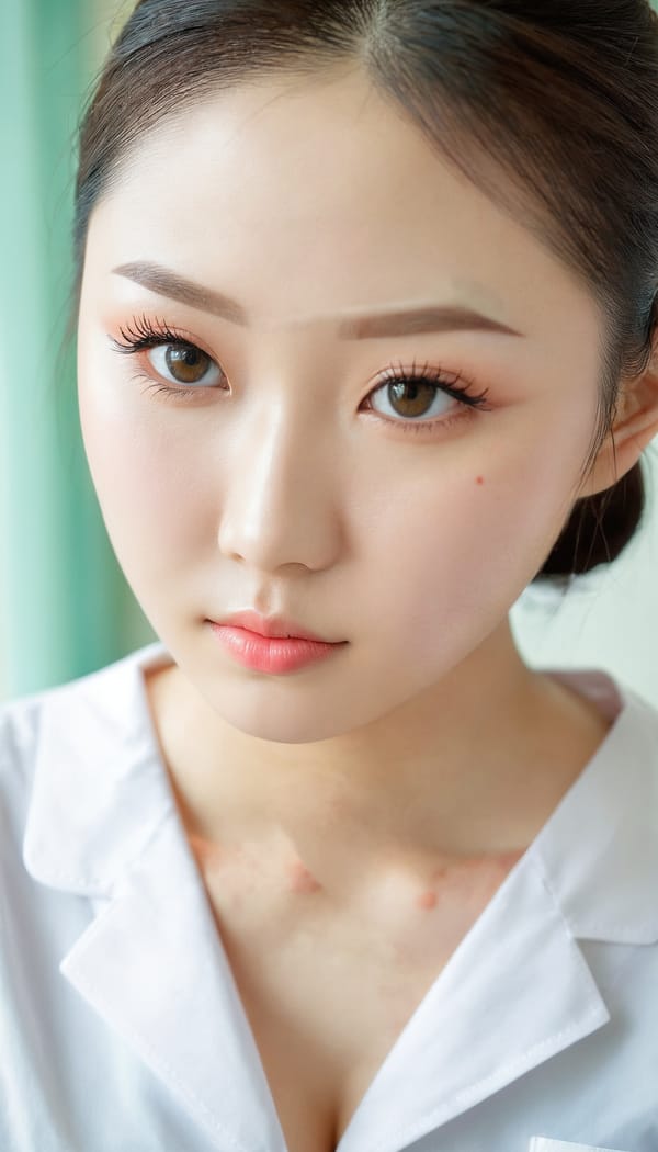 Tags: 21872187, SDXL
{"3": {"inputs": {"seed": 642510388872220, "steps": 64, "cfg": 7.85, "sampler_name": "dpmpp_2m", "scheduler": "karras", "denoise": 1.0, "model": ["27", 0], "positive": ["6", 0], "negative": ["7", 0], "latent_image": ["5", 0]}, "class_type": "KSampler"}, "4": {"inputs": {"ckpt_name": "juggernautxl.safetensors"}, "class_type": "CheckpointLoaderSimple"}, "5": {"inputs": {"width": 768, "height": 1344, "batch_size": 1}, "class_type": "EmptyLatentImage"}, "6": {"inputs": {"text": "19 year old girl, (taiwanese:1.11), (russian:0.96), (eyelashes:1.02), (detailed face:1.13), (blush:1.13), (slim:0.99), (seductive facial expression:1.08), (pale skin:1.04), (double eyelids:1.07), (idol:1.11), (sexy lips:1.11), (cute:0.96), (beautiful eyes:0.95), (temptress:1.00), (seductive pose:0.97), (in a seductive pose:0.95), (large perky breasts:1.01), (cleavage:1.06), (thigh gap:1.02), (nurse in uniform:1.12) working in a hospital ward, (portra:1.00), (RAW:1.05), (natural looking skin:1.01), (film:1.03), (textured skin:1.08), (detailed skin:1.05), (candid cinema:1.08), (skin fuzz:1.02), (soft lighting:1.01)", "clip": ["27", 1]}, "class_type": "CLIPTextEncode"}, "7": {"inputs": {"text": "(watermark:1.10), (distorted:1.11), (low resolution:1.10), (twisted:1.11), (open mouth:1.09), (bad hands:1.05), (worst quality:1.08)", "clip": ["27", 1]}, "class_type": "CLIPTextEncode"}, "8": {"inputs": {"samples": ["3", 0], "vae": ["4", 2]}, "class_type": "VAEDecode"}, "25": {"inputs": {"lora_name": "nudify_xl.safetensors", "strength_model": 0.31, "strength_clip": 0.23, "model": ["4", 0], "clip": ["4", 1]}, "class_type": "LoraLoader"}, "26": {"inputs": {"lora_name": "shirtlift_SDXL_v2.safetensors", "strength_model": 0.16, "strength_clip": 0.05, "model": ["25", 0], "clip": ["25", 1]}, "class_type": "LoraLoader"}, "27": {"inputs": {"lora_name": "PerfectEyesXL.safetensors", "strength_model": 0.09, "strength_clip": 0.16, "model": ["26", 0], "clip": ["26", 1]}, "class_type": "LoraLoader"}, "30": {"inputs": {"model_name": "4x_NMKD-Superscale-SP_178000_G.pth"}, "class_type": "UpscaleModelLoader"}, "31": {"inputs": {"upscale_model": ["30", 0], "image": ["8", 0]}, "class_type": "ImageUpscaleWithModel"}, "32": {"inputs": {"upscale_method": "lanczos", "scale_by": 0.5, "image": ["31", 0]}, "class_type": "ImageScaleBy"}, "33": {"inputs": {"pixels": ["32", 0], "vae": ["4", 2]}, "class_type": "VAEEncode"}, "34": {"inputs": {"seed": 642510388872220, "steps": 64, "cfg": 7.85, "sampler_name": "dpmpp_2m", "scheduler": "karras", "denoise": 0.3, "model": ["27", 0], "positive": ["6", 0], "negative": ["7", 0], "latent_image": ["33", 0]}, "class_type": "KSampler"}, "36": {"inputs": {"samples": ["34", 0], "vae": ["4", 2]}, "class_type": "VAEDecode"}, "39": {"inputs": {"filename_prefix": "comfyapi-1713269027006", "images": ["36", 0]}, "class_type": "SaveImage"}}