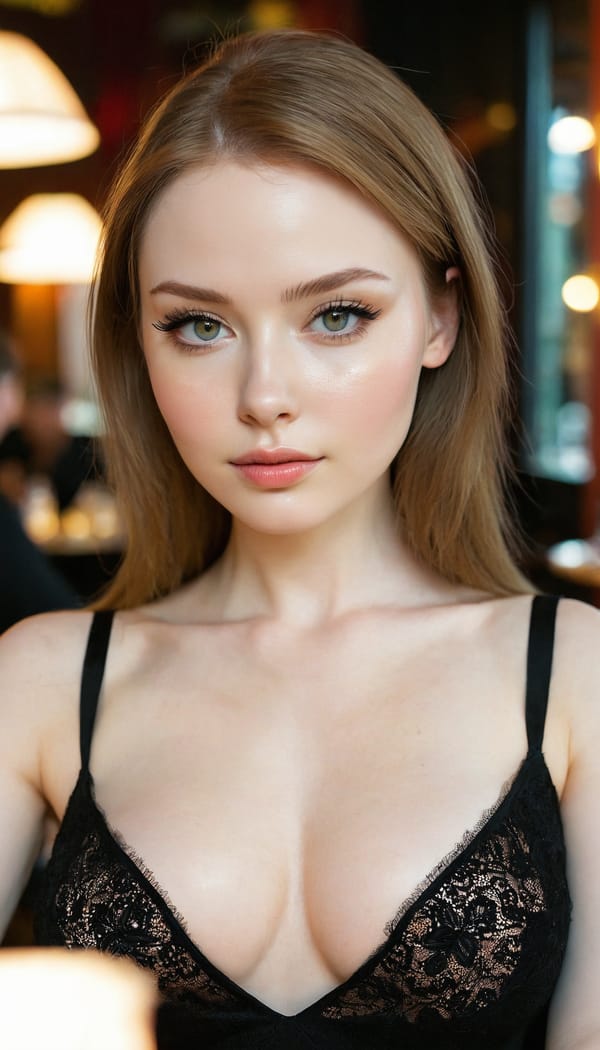 Tags: 21872187, SDXL
{"3": {"inputs": {"seed": 645828356780894, "steps": 64, "cfg": 7.88, "sampler_name": "dpmpp_2m", "scheduler": "karras", "denoise": 1.0, "model": ["27", 0], "positive": ["6", 0], "negative": ["7", 0], "latent_image": ["5", 0]}, "class_type": "KSampler"}, "4": {"inputs": {"ckpt_name": "juggernautxl.safetensors"}, "class_type": "CheckpointLoaderSimple"}, "5": {"inputs": {"width": 768, "height": 1344, "batch_size": 1}, "class_type": "EmptyLatentImage"}, "6": {"inputs": {"text": "27 year old girl, (irish:1.11), (russian:1.13), (seductive facial expression:0.99), (pale skin:1.09), (blush:0.96), (sexy lips:1.10), (slim:1.09), (cute:0.99), (seductive pose:1.11), (beautiful eyes:1.06), (temptress:0.97), (double eyelids:1.05), (idol:1.02), (detailed face:1.14), (eyelashes:1.08), (in a seductive pose:1.08), (large perky breasts:0.98), (cleavage:0.99), (thigh gap:0.99), (wearing a little black dress:1.11) at a fine dining restaurant, (RAW:1.05), (film:1.05), (detailed skin:1.01), (candid cinema:1.09), (textured skin:1.09), (soft lighting:1.07), (skin fuzz:1.00), (portra:1.02), (natural looking skin:1.03)", "clip": ["27", 1]}, "class_type": "CLIPTextEncode"}, "7": {"inputs": {"text": "(bad hands:1.07), (worst quality:1.12), (twisted:1.11), (low resolution:1.06), (watermark:1.14), (open mouth:1.06), (distorted:1.14)", "clip": ["27", 1]}, "class_type": "CLIPTextEncode"}, "8": {"inputs": {"samples": ["3", 0], "vae": ["4", 2]}, "class_type": "VAEDecode"}, "25": {"inputs": {"lora_name": "nudify_xl.safetensors", "strength_model": 0.11, "strength_clip": 0.11, "model": ["4", 0], "clip": ["4", 1]}, "class_type": "LoraLoader"}, "26": {"inputs": {"lora_name": "shirtlift_SDXL_v2.safetensors", "strength_model": 0.17, "strength_clip": 0.06, "model": ["25", 0], "clip": ["25", 1]}, "class_type": "LoraLoader"}, "27": {"inputs": {"lora_name": "PerfectEyesXL.safetensors", "strength_model": 0.11, "strength_clip": 0.14, "model": ["26", 0], "clip": ["26", 1]}, "class_type": "LoraLoader"}, "30": {"inputs": {"model_name": "4x_NMKD-Superscale-SP_178000_G.pth"}, "class_type": "UpscaleModelLoader"}, "31": {"inputs": {"upscale_model": ["30", 0], "image": ["8", 0]}, "class_type": "ImageUpscaleWithModel"}, "32": {"inputs": {"upscale_method": "lanczos", "scale_by": 0.5, "image": ["31", 0]}, "class_type": "ImageScaleBy"}, "33": {"inputs": {"pixels": ["32", 0], "vae": ["4", 2]}, "class_type": "VAEEncode"}, "34": {"inputs": {"seed": 645828356780894, "steps": 64, "cfg": 7.88, "sampler_name": "dpmpp_2m", "scheduler": "karras", "denoise": 0.3, "model": ["27", 0], "positive": ["6", 0], "negative": ["7", 0], "latent_image": ["33", 0]}, "class_type": "KSampler"}, "36": {"inputs": {"samples": ["34", 0], "vae": ["4", 2]}, "class_type": "VAEDecode"}, "39": {"inputs": {"filename_prefix": "comfyapi-1735661502030", "images": ["36", 0]}, "class_type": "SaveImage"}}