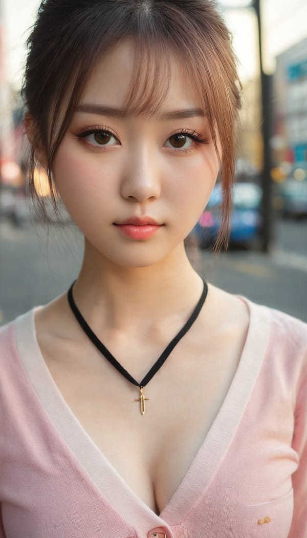 Tags: 21872187, SDXL
{"3": {"inputs": {"seed": 743257647804173, "steps": 64, "cfg": 5.18, "sampler_name": "dpmpp_2m", "scheduler": "karras", "denoise": 1.0, "model": ["27", 0], "positive": ["6", 0], "negative": ["7", 0], "latent_image": ["5", 0]}, "class_type": "KSampler"}, "4": {"inputs": {"ckpt_name": "juggernautxl.safetensors"}, "class_type": "CheckpointLoaderSimple"}, "5": {"inputs": {"width": 768, "height": 1344, "batch_size": 1}, "class_type": "EmptyLatentImage"}, "6": {"inputs": {"text": "20 year old girl, (ukrainian:1.02), (japanese:1.13), (blush:1.11), (temptress:1.13), (eyelashes:0.99), (slim:1.02), (double eyelids:1.04), (detailed face:1.04), (seductive facial expression:1.11), (seductive pose:1.06), (idol:1.00), (cute:0.99), (beautiful eyes:0.95), (pale skin:1.12), (in a seductive pose:1.01), (large perky breasts:1.00), (cleavage:1.13), (thigh gap:1.07), (school uniform:0.96), choker, busy street, (candid cinema:1.09), (film:1.08), (portra:1.01), (skin fuzz:1.05), (detailed skin:1.09), (natural looking skin:1.02), (RAW:1.07), (soft lighting:1.05), (textured skin:1.00)", "clip": ["27", 1]}, "class_type": "CLIPTextEncode"}, "7": {"inputs": {"text": "(bad hands:1.07), (distorted:1.13), (twisted:1.05), (worst quality:1.06), (open mouth:1.13), (watermark:1.13), (low resolution:1.10)", "clip": ["27", 1]}, "class_type": "CLIPTextEncode"}, "8": {"inputs": {"samples": ["3", 0], "vae": ["4", 2]}, "class_type": "VAEDecode"}, "25": {"inputs": {"lora_name": "nudify_xl.safetensors", "strength_model": 0.13, "strength_clip": 0.28, "model": ["4", 0], "clip": ["4", 1]}, "class_type": "LoraLoader"}, "26": {"inputs": {"lora_name": "shirtlift_SDXL_v2.safetensors", "strength_model": 0.0, "strength_clip": 0.01, "model": ["25", 0], "clip": ["25", 1]}, "class_type": "LoraLoader"}, "27": {"inputs": {"lora_name": "PerfectEyesXL.safetensors", "strength_model": 0.18, "strength_clip": 0.0, "model": ["26", 0], "clip": ["26", 1]}, "class_type": "LoraLoader"}, "30": {"inputs": {"model_name": "4x_NMKD-Superscale-SP_178000_G.pth"}, "class_type": "UpscaleModelLoader"}, "31": {"inputs": {"upscale_model": ["30", 0], "image": ["8", 0]}, "class_type": "ImageUpscaleWithModel"}, "32": {"inputs": {"upscale_method": "lanczos", "scale_by": 0.5, "image": ["31", 0]}, "class_type": "ImageScaleBy"}, "33": {"inputs": {"pixels": ["32", 0], "vae": ["4", 2]}, "class_type": "VAEEncode"}, "34": {"inputs": {"seed": 743257647804173, "steps": 64, "cfg": 5.18, "sampler_name": "dpmpp_2m", "scheduler": "karras", "denoise": 0.3, "model": ["27", 0], "positive": ["6", 0], "negative": ["7", 0], "latent_image": ["33", 0]}, "class_type": "KSampler"}, "36": {"inputs": {"samples": ["34", 0], "vae": ["4", 2]}, "class_type": "VAEDecode"}, "39": {"inputs": {"filename_prefix": "comfyapi-1725177838922", "images": ["36", 0]}, "class_type": "SaveImage"}}