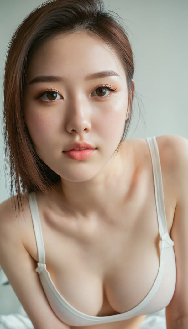 Tags: 21872187, SDXL
{"3": {"inputs": {"seed": 971119732590626, "steps": 64, "cfg": 5.92, "sampler_name": "dpmpp_2m", "scheduler": "karras", "denoise": 1.0, "model": ["27", 0], "positive": ["6", 0], "negative": ["7", 0], "latent_image": ["5", 0]}, "class_type": "KSampler"}, "4": {"inputs": {"ckpt_name": "juggernautxl.safetensors"}, "class_type": "CheckpointLoaderSimple"}, "5": {"inputs": {"width": 768, "height": 1344, "batch_size": 1}, "class_type": "EmptyLatentImage"}, "6": {"inputs": {"text": "25 year old girl, (irish:0.96), (ukrainian:1.06), (korean:1.06), (detailed face:1.06), (beautiful eyes:0.96), (slim:1.07), (blush:1.07), (eyelashes:1.01), (cute:1.12), (seductive pose:1.04), (temptress:1.07), (pale skin:1.01), (seductive facial expression:0.98), (sexy lips:1.11), (double eyelids:1.02), (idol:1.10), (on all fours:1.10), (spreading ass cheeks:1.07), (from behind:1.12), (backboob:0.99), (white tanktop:1.03), busy street, (portra:1.07), (natural looking skin:1.05), (film:1.01), (textured skin:1.08), (detailed skin:1.00), (RAW:1.05), (soft lighting:1.03), (candid cinema:1.03), (skin fuzz:1.08)", "clip": ["27", 1]}, "class_type": "CLIPTextEncode"}, "7": {"inputs": {"text": "(low resolution:1.10), (twisted:1.10), (bad hands:1.05), (watermark:1.10), (worst quality:1.08), (distorted:1.10), (open mouth:1.14)", "clip": ["27", 1]}, "class_type": "CLIPTextEncode"}, "8": {"inputs": {"samples": ["3", 0], "vae": ["4", 2]}, "class_type": "VAEDecode"}, "25": {"inputs": {"lora_name": "nudify_xl.safetensors", "strength_model": 0.07, "strength_clip": 0.34, "model": ["4", 0], "clip": ["4", 1]}, "class_type": "LoraLoader"}, "26": {"inputs": {"lora_name": "shirtlift_SDXL_v2.safetensors", "strength_model": 0.18, "strength_clip": 0.04, "model": ["25", 0], "clip": ["25", 1]}, "class_type": "LoraLoader"}, "27": {"inputs": {"lora_name": "PerfectEyesXL.safetensors", "strength_model": 0.0, "strength_clip": 0.13, "model": ["26", 0], "clip": ["26", 1]}, "class_type": "LoraLoader"}, "30": {"inputs": {"model_name": "4x_NMKD-Superscale-SP_178000_G.pth"}, "class_type": "UpscaleModelLoader"}, "31": {"inputs": {"upscale_model": ["30", 0], "image": ["8", 0]}, "class_type": "ImageUpscaleWithModel"}, "32": {"inputs": {"upscale_method": "lanczos", "scale_by": 0.5, "image": ["31", 0]}, "class_type": "ImageScaleBy"}, "33": {"inputs": {"pixels": ["32", 0], "vae": ["4", 2]}, "class_type": "VAEEncode"}, "34": {"inputs": {"seed": 971119732590626, "steps": 64, "cfg": 5.92, "sampler_name": "dpmpp_2m", "scheduler": "karras", "denoise": 0.3, "model": ["27", 0], "positive": ["6", 0], "negative": ["7", 0], "latent_image": ["33", 0]}, "class_type": "KSampler"}, "36": {"inputs": {"samples": ["34", 0], "vae": ["4", 2]}, "class_type": "VAEDecode"}, "39": {"inputs": {"filename_prefix": "comfyapi-1724976950894", "images": ["36", 0]}, "class_type": "SaveImage"}}