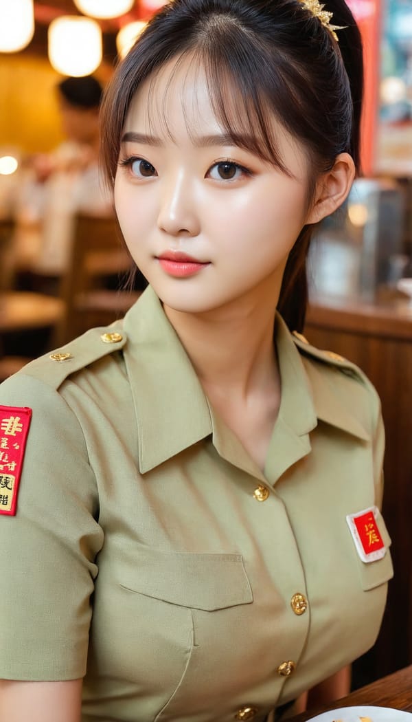 Tags: 21872187, SDXL
{"3": {"inputs": {"seed": 727220361490270, "steps": 32, "cfg": 5.56, "sampler_name": "dpmpp_2m", "scheduler": "karras", "denoise": 1.0, "model": ["27", 0], "positive": ["6", 0], "negative": ["7", 0], "latent_image": ["5", 0]}, "class_type": "KSampler"}, "4": {"inputs": {"ckpt_name": "juggernautxl.safetensors"}, "class_type": "CheckpointLoaderSimple"}, "5": {"inputs": {"width": 768, "height": 1344, "batch_size": 1}, "class_type": "EmptyLatentImage"}, "6": {"inputs": {"text": "19 year old girl, (chinese:1.05), (korean:1.05), (double eyelids:1.07), (detailed face:0.97), (sexy lips:0.96), (temptress:0.99), (eyelashes:1.09), (blush:1.07), (slim:1.13), (seductive pose:0.97), (beautiful eyes:1.06), (idol:1.00), (cute:1.11), (seductive facial expression:0.99), (on all fours:1.12), (spreading ass cheeks:0.96), (from behind:1.10), (backboob:0.95), (a waitress in uniform:1.11) working at a restaurant, (candid cinema:1.00), (detailed skin:1.09), (portra:1.00), (textured skin:1.04), (soft lighting:1.07), (natural looking skin:1.03), (film:1.08), (RAW:1.05), (skin fuzz:1.04)", "clip": ["27", 1]}, "class_type": "CLIPTextEncode"}, "7": {"inputs": {"text": "(distorted:1.08), (worst quality:1.13), (bad hands:1.11), (low resolution:1.14), (watermark:1.13), (open mouth:1.07), (twisted:1.05)", "clip": ["27", 1]}, "class_type": "CLIPTextEncode"}, "8": {"inputs": {"samples": ["3", 0], "vae": ["4", 2]}, "class_type": "VAEDecode"}, "25": {"inputs": {"lora_name": "nudify_xl.safetensors", "strength_model": 0.37, "strength_clip": 0.25, "model": ["4", 0], "clip": ["4", 1]}, "class_type": "LoraLoader"}, "26": {"inputs": {"lora_name": "shirtlift_SDXL_v2.safetensors", "strength_model": 0.15, "strength_clip": 0.04, "model": ["25", 0], "clip": ["25", 1]}, "class_type": "LoraLoader"}, "27": {"inputs": {"lora_name": "PerfectEyesXL.safetensors", "strength_model": 0.16, "strength_clip": 0.17, "model": ["26", 0], "clip": ["26", 1]}, "class_type": "LoraLoader"}, "30": {"inputs": {"model_name": "4x_NMKD-Superscale-SP_178000_G.pth"}, "class_type": "UpscaleModelLoader"}, "31": {"inputs": {"upscale_model": ["30", 0], "image": ["8", 0]}, "class_type": "ImageUpscaleWithModel"}, "32": {"inputs": {"upscale_method": "lanczos", "scale_by": 0.5, "image": ["31", 0]}, "class_type": "ImageScaleBy"}, "33": {"inputs": {"pixels": ["32", 0], "vae": ["4", 2]}, "class_type": "VAEEncode"}, "34": {"inputs": {"seed": 727220361490270, "steps": 32, "cfg": 5.56, "sampler_name": "dpmpp_2m", "scheduler": "karras", "denoise": 0.3, "model": ["27", 0], "positive": ["6", 0], "negative": ["7", 0], "latent_image": ["33", 0]}, "class_type": "KSampler"}, "36": {"inputs": {"samples": ["34", 0], "vae": ["4", 2]}, "class_type": "VAEDecode"}, "39": {"inputs": {"filename_prefix": "comfyapi-1717496314203", "images": ["36", 0]}, "class_type": "SaveImage"}}