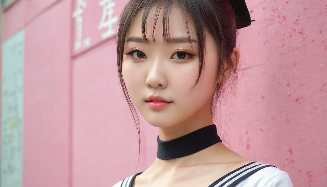 Tags: 21872187, SDXL
{"3": {"inputs": {"seed": 224415766385270, "steps": 32, "cfg": 5.9, "sampler_name": "dpmpp_2m", "scheduler": "karras", "denoise": 1.0, "model": ["27", 0], "positive": ["6", 0], "negative": ["7", 0], "latent_image": ["5", 0]}, "class_type": "KSampler"}, "4": {"inputs": {"ckpt_name": "juggernautxl.safetensors"}, "class_type": "CheckpointLoaderSimple"}, "5": {"inputs": {"width": 1344, "height": 768, "batch_size": 1}, "class_type": "EmptyLatentImage"}, "6": {"inputs": {"text": "20 year old girl, (chinese:1.11), (slim:1.08), (seductive pose:1.13), (sexy lips:1.06), (temptress:1.06), (eyelashes:1.10), (cute:1.05), (idol:1.06), (detailed face:0.99), (blush:1.01), (pale skin:1.09), (beautiful eyes:0.99), (seductive facial expression:1.14), (double eyelids:1.14), (in a seductive pose:1.00), (large perky breasts:0.95), (cleavage:1.06), (thigh gap:1.09), (school uniform:0.98), choker, busy street, (soft lighting:1.05), (candid cinema:1.04), (textured skin:1.06), (film:1.01), (skin fuzz:1.05), (portra:1.04), (detailed skin:1.09), (natural looking skin:1.03), (RAW:1.04)", "clip": ["27", 1]}, "class_type": "CLIPTextEncode"}, "7": {"inputs": {"text": "(worst quality:1.09), (bad hands:1.13), (distorted:1.13), (watermark:1.06), (low resolution:1.11), (open mouth:1.09), (twisted:1.14)", "clip": ["27", 1]}, "class_type": "CLIPTextEncode"}, "8": {"inputs": {"samples": ["3", 0], "vae": ["4", 2]}, "class_type": "VAEDecode"}, "25": {"inputs": {"lora_name": "nudify_xl.safetensors", "strength_model": 0.21, "strength_clip": 0.04, "model": ["4", 0], "clip": ["4", 1]}, "class_type": "LoraLoader"}, "26": {"inputs": {"lora_name": "shirtlift_SDXL_v2.safetensors", "strength_model": 0.01, "strength_clip": 0.19, "model": ["25", 0], "clip": ["25", 1]}, "class_type": "LoraLoader"}, "27": {"inputs": {"lora_name": "PerfectEyesXL.safetensors", "strength_model": 0.06, "strength_clip": 0.1, "model": ["26", 0], "clip": ["26", 1]}, "class_type": "LoraLoader"}, "30": {"inputs": {"model_name": "4x_NMKD-Superscale-SP_178000_G.pth"}, "class_type": "UpscaleModelLoader"}, "31": {"inputs": {"upscale_model": ["30", 0], "image": ["8", 0]}, "class_type": "ImageUpscaleWithModel"}, "32": {"inputs": {"upscale_method": "lanczos", "scale_by": 0.5, "image": ["31", 0]}, "class_type": "ImageScaleBy"}, "33": {"inputs": {"pixels": ["32", 0], "vae": ["4", 2]}, "class_type": "VAEEncode"}, "34": {"inputs": {"seed": 224415766385270, "steps": 32, "cfg": 5.9, "sampler_name": "dpmpp_2m", "scheduler": "karras", "denoise": 0.3, "model": ["27", 0], "positive": ["6", 0], "negative": ["7", 0], "latent_image": ["33", 0]}, "class_type": "KSampler"}, "36": {"inputs": {"samples": ["34", 0], "vae": ["4", 2]}, "class_type": "VAEDecode"}, "39": {"inputs": {"filename_prefix": "comfyapi-1724822905057", "images": ["36", 0]}, "class_type": "SaveImage"}}