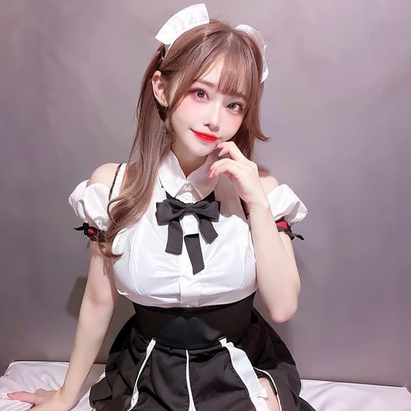 Tags: 21872187
<lora:JapaneseDollLikeness_v15:0.70>, <lora:taiwanDollLikeness_v20:0.57>, <lora:YaeMiko_Test:0.61>, maid cafe, stockings, (maid costume:1.00), choker, bowtie, headband, (pleated skirt:1.19), (seductive pose:1.07), cute, sexy lips, seductive smile, double eyelids, eyelashes, pale skin, perky breasts, 4K, sharp, hyper realistic, tall, (thigh gap:1.02), delicate and beautiful girl, 1girl, solo
Negative prompt: paintings, (worst quality:1.99)
Steps: 32, Sampler: DPM++ 2M Karras, CFG scale: 5.81, Seed: 693242746, Size: 512x512, Model hash: fc2511737a, Model: chilloutmix_NiPrunedFp32Fix, Seed resize from: -1x-1, Denoising strength: 0.4, Version: v1.2.1, Hires upscale: 2.0, Hires steps: 16, Hires upscaler: ESRGAN_4x