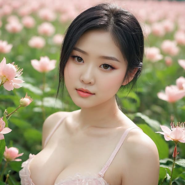 Tags: 21872187, SDXL
{"3": {"inputs": {"seed": 984910699381331, "steps": 32, "cfg": 5.94, "sampler_name": "dpmpp_2m", "scheduler": "karras", "denoise": 1.0, "model": ["27", 0], "positive": ["6", 0], "negative": ["7", 0], "latent_image": ["5", 0]}, "class_type": "KSampler"}, "4": {"inputs": {"ckpt_name": "juggernautxl.safetensors"}, "class_type": "CheckpointLoaderSimple"}, "5": {"inputs": {"width": 1024, "height": 1024, "batch_size": 1}, "class_type": "EmptyLatentImage"}, "6": {"inputs": {"text": "20 year old girl, (taiwanese:1.12), (chinese:1.14), (ukrainian:0.96), (slim:1.00), (sexy lips:0.98), (seductive facial expression:1.14), (temptress:1.07), (eyelashes:1.04), (cute:1.02), (double eyelids:1.03), (idol:0.95), (pale skin:1.02), (detailed face:1.07), (beautiful eyes:0.99), (blush:1.07), (in a seductive pose:1.13), (large perky breasts:1.11), (cleavage:0.97), (thigh gap:0.97), wearing (translucent clothes:0.95) on a flower field, (RAW:1.03), (textured skin:1.02), (film:1.04), (natural looking skin:1.03), (skin fuzz:1.03), (detailed skin:1.07), (soft lighting:1.08), (portra:1.07), (candid cinema:1.02)", "clip": ["27", 1]}, "class_type": "CLIPTextEncode"}, "7": {"inputs": {"text": "(bad hands:1.10), (open mouth:1.09), (distorted:1.05), (low resolution:1.11), (watermark:1.06), (worst quality:1.09), (twisted:1.05)", "clip": ["27", 1]}, "class_type": "CLIPTextEncode"}, "8": {"inputs": {"samples": ["3", 0], "vae": ["4", 2]}, "class_type": "VAEDecode"}, "25": {"inputs": {"lora_name": "nudify_xl.safetensors", "strength_model": 0.02, "strength_clip": 0.13, "model": ["4", 0], "clip": ["4", 1]}, "class_type": "LoraLoader"}, "26": {"inputs": {"lora_name": "shirtlift_SDXL_v2.safetensors", "strength_model": 0.03, "strength_clip": 0.11, "model": ["25", 0], "clip": ["25", 1]}, "class_type": "LoraLoader"}, "27": {"inputs": {"lora_name": "PerfectEyesXL.safetensors", "strength_model": 0.12, "strength_clip": 0.16, "model": ["26", 0], "clip": ["26", 1]}, "class_type": "LoraLoader"}, "30": {"inputs": {"model_name": "4x_NMKD-Superscale-SP_178000_G.pth"}, "class_type": "UpscaleModelLoader"}, "31": {"inputs": {"upscale_model": ["30", 0], "image": ["8", 0]}, "class_type": "ImageUpscaleWithModel"}, "32": {"inputs": {"upscale_method": "lanczos", "scale_by": 0.5, "image": ["31", 0]}, "class_type": "ImageScaleBy"}, "33": {"inputs": {"pixels": ["32", 0], "vae": ["4", 2]}, "class_type": "VAEEncode"}, "34": {"inputs": {"seed": 984910699381331, "steps": 32, "cfg": 5.94, "sampler_name": "dpmpp_2m", "scheduler": "karras", "denoise": 0.3, "model": ["27", 0], "positive": ["6", 0], "negative": ["7", 0], "latent_image": ["33", 0]}, "class_type": "KSampler"}, "36": {"inputs": {"samples": ["34", 0], "vae": ["4", 2]}, "class_type": "VAEDecode"}, "39": {"inputs": {"filename_prefix": "comfyapi-1727949640410", "images": ["36", 0]}, "class_type": "SaveImage"}}