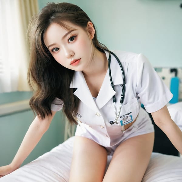 Tags: 21872187, SDXL
{"3": {"inputs": {"seed": 908582453349928, "steps": 64, "cfg": 7.37, "sampler_name": "dpmpp_2m", "scheduler": "karras", "denoise": 1.0, "model": ["27", 0], "positive": ["6", 0], "negative": ["7", 0], "latent_image": ["5", 0]}, "class_type": "KSampler"}, "4": {"inputs": {"ckpt_name": "leosamsHelloworldSDXL_helloworldSDXL32DPO.safetensors"}, "class_type": "CheckpointLoaderSimple"}, "5": {"inputs": {"width": 1024, "height": 1024, "batch_size": 1}, "class_type": "EmptyLatentImage"}, "6": {"inputs": {"text": "19 year old girl, (russian:1.12), (korean:1.07), (cute:1.12), (idol:1.05), (seductive pose:0.98), (sexy lips:0.98), (eyelashes:1.04), (blush:1.11), (pale skin:1.11), (seductive facial expression:0.96), (detailed face:0.99), (beautiful eyes:1.03), (temptress:1.01), (double eyelids:1.04), (perky ass:0.98), (exposed ass:1.08), (looking back:1.12), (sexy ass:1.06), (thigh gap:1.02), (nurse in uniform:1.09) working in a hospital ward, (natural looking skin:1.04), (portra:1.08), (RAW:1.09), (skin fuzz:1.03), (candid cinema:1.06), (soft lighting:1.03), (film:1.02), (detailed skin:1.07), (textured skin:1.04)", "clip": ["27", 1]}, "class_type": "CLIPTextEncode"}, "7": {"inputs": {"text": "(worst quality:1.14), (low resolution:1.08), (bad hands:1.09), (distorted:1.10), (twisted:1.14), (watermark:1.06), (open mouth:1.12)", "clip": ["27", 1]}, "class_type": "CLIPTextEncode"}, "8": {"inputs": {"samples": ["3", 0], "vae": ["4", 2]}, "class_type": "VAEDecode"}, "25": {"inputs": {"lora_name": "nudify_xl.safetensors", "strength_model": 0.12, "strength_clip": 0.34, "model": ["4", 0], "clip": ["4", 1]}, "class_type": "LoraLoader"}, "26": {"inputs": {"lora_name": "shirtlift_SDXL_v2.safetensors", "strength_model": 0.18, "strength_clip": 0.16, "model": ["25", 0], "clip": ["25", 1]}, "class_type": "LoraLoader"}, "27": {"inputs": {"lora_name": "PerfectEyesXL.safetensors", "strength_model": 0.13, "strength_clip": 0.08, "model": ["26", 0], "clip": ["26", 1]}, "class_type": "LoraLoader"}, "30": {"inputs": {"model_name": "4x_NMKD-Superscale-SP_178000_G.pth"}, "class_type": "UpscaleModelLoader"}, "31": {"inputs": {"upscale_model": ["30", 0], "image": ["8", 0]}, "class_type": "ImageUpscaleWithModel"}, "32": {"inputs": {"upscale_method": "lanczos", "scale_by": 0.5, "image": ["31", 0]}, "class_type": "ImageScaleBy"}, "33": {"inputs": {"pixels": ["32", 0], "vae": ["4", 2]}, "class_type": "VAEEncode"}, "34": {"inputs": {"seed": 908582453349928, "steps": 64, "cfg": 7.37, "sampler_name": "dpmpp_2m", "scheduler": "karras", "denoise": 0.3, "model": ["27", 0], "positive": ["6", 0], "negative": ["7", 0], "latent_image": ["33", 0]}, "class_type": "KSampler"}, "36": {"inputs": {"samples": ["34", 0], "vae": ["4", 2]}, "class_type": "VAEDecode"}, "39": {"inputs": {"filename_prefix": "comfyapi-1707623710785", "images": ["36", 0]}, "class_type": "SaveImage"}}