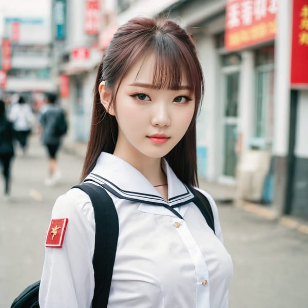 Tags: 21872187, SDXL
{"3": {"inputs": {"seed": 204665614658783, "steps": 64, "cfg": 7.26, "sampler_name": "dpmpp_2m", "scheduler": "karras", "denoise": 1.0, "model": ["27", 0], "positive": ["6", 0], "negative": ["7", 0], "latent_image": ["5", 0]}, "class_type": "KSampler"}, "4": {"inputs": {"ckpt_name": "juggernautxl.safetensors"}, "class_type": "CheckpointLoaderSimple"}, "5": {"inputs": {"width": 1024, "height": 1024, "batch_size": 1}, "class_type": "EmptyLatentImage"}, "6": {"inputs": {"text": "19 year old girl, (chinese:1.09), (russian:1.06), (korean:1.08), (idol:1.09), (seductive pose:1.10), (seductive facial expression:1.13), (slim:1.00), (double eyelids:1.08), (cute:1.11), (blush:1.11), (pale skin:0.96), (beautiful eyes:1.14), (temptress:1.07), (eyelashes:0.98), (detailed face:1.02), (sexy lips:1.08), (perky ass:1.13), (exposed ass:1.04), (looking back:0.98), (sexy ass:1.06), (thigh gap:1.14), (school uniform:1.10), choker, busy street, (textured skin:1.01), (soft lighting:1.02), (portra:1.01), (film:1.00), (RAW:1.08), (detailed skin:1.09), (natural looking skin:1.05), (skin fuzz:1.00), (candid cinema:1.09)", "clip": ["27", 1]}, "class_type": "CLIPTextEncode"}, "7": {"inputs": {"text": "(twisted:1.11), (worst quality:1.12), (watermark:1.13), (bad hands:1.06), (open mouth:1.07), (distorted:1.10), (low resolution:1.07)", "clip": ["27", 1]}, "class_type": "CLIPTextEncode"}, "8": {"inputs": {"samples": ["3", 0], "vae": ["4", 2]}, "class_type": "VAEDecode"}, "25": {"inputs": {"lora_name": "nudify_xl.safetensors", "strength_model": 0.07, "strength_clip": 0.05, "model": ["4", 0], "clip": ["4", 1]}, "class_type": "LoraLoader"}, "26": {"inputs": {"lora_name": "shirtlift_SDXL_v2.safetensors", "strength_model": 0.03, "strength_clip": 0.13, "model": ["25", 0], "clip": ["25", 1]}, "class_type": "LoraLoader"}, "27": {"inputs": {"lora_name": "PerfectEyesXL.safetensors", "strength_model": 0.06, "strength_clip": 0.13, "model": ["26", 0], "clip": ["26", 1]}, "class_type": "LoraLoader"}, "30": {"inputs": {"model_name": "4x_NMKD-Superscale-SP_178000_G.pth"}, "class_type": "UpscaleModelLoader"}, "31": {"inputs": {"upscale_model": ["30", 0], "image": ["8", 0]}, "class_type": "ImageUpscaleWithModel"}, "32": {"inputs": {"upscale_method": "lanczos", "scale_by": 0.5, "image": ["31", 0]}, "class_type": "ImageScaleBy"}, "33": {"inputs": {"pixels": ["32", 0], "vae": ["4", 2]}, "class_type": "VAEEncode"}, "34": {"inputs": {"seed": 204665614658783, "steps": 64, "cfg": 7.26, "sampler_name": "dpmpp_2m", "scheduler": "karras", "denoise": 0.3, "model": ["27", 0], "positive": ["6", 0], "negative": ["7", 0], "latent_image": ["33", 0]}, "class_type": "KSampler"}, "36": {"inputs": {"samples": ["34", 0], "vae": ["4", 2]}, "class_type": "VAEDecode"}, "39": {"inputs": {"filename_prefix": "comfyapi-1719865288519", "images": ["36", 0]}, "class_type": "SaveImage"}}
