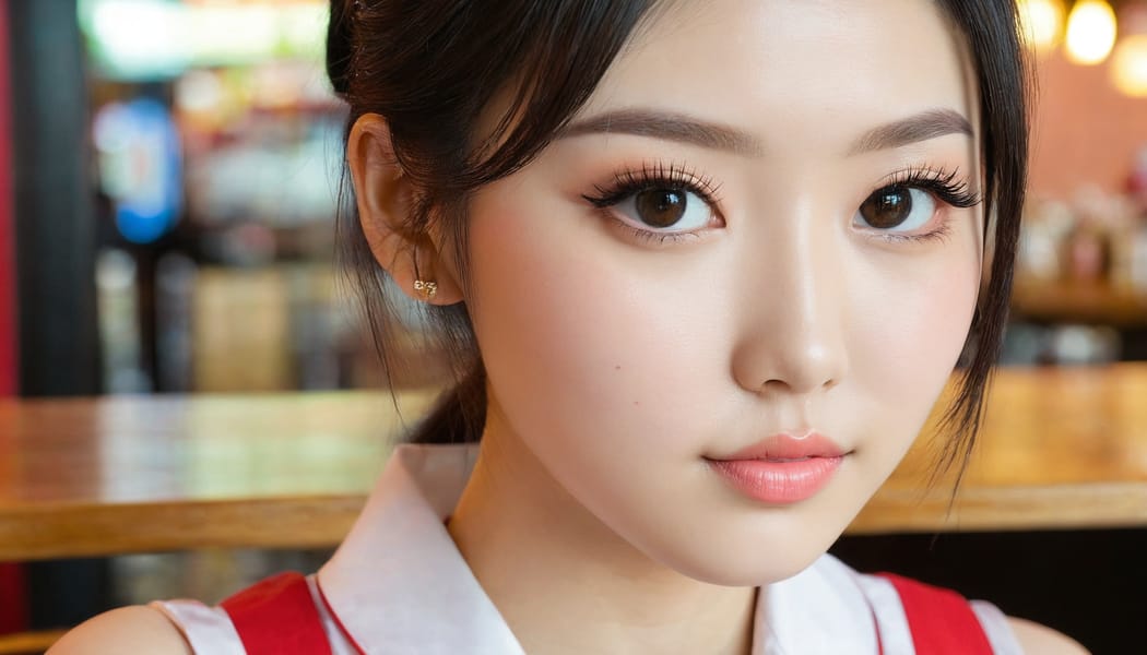 Tags: 21872187, SDXL
{"3": {"inputs": {"seed": 945829247872057, "steps": 64, "cfg": 6.49, "sampler_name": "dpmpp_2m", "scheduler": "karras", "denoise": 1.0, "model": ["27", 0], "positive": ["6", 0], "negative": ["7", 0], "latent_image": ["5", 0]}, "class_type": "KSampler"}, "4": {"inputs": {"ckpt_name": "juggernautxl.safetensors"}, "class_type": "CheckpointLoaderSimple"}, "5": {"inputs": {"width": 1344, "height": 768, "batch_size": 1}, "class_type": "EmptyLatentImage"}, "6": {"inputs": {"text": "25 year old girl, (irish:1.03), (taiwanese:1.10), (beautiful eyes:0.97), (sexy lips:1.04), (temptress:0.98), (idol:1.04), (seductive facial expression:0.99), (blush:1.11), (cute:1.04), (pale skin:1.02), (slim:0.99), (double eyelids:0.98), (seductive pose:1.07), (eyelashes:1.07), (detailed face:1.14), (in a seductive pose:1.12), (large perky breasts:1.02), (cleavage:0.96), (thigh gap:1.10), (a waitress in uniform:0.97) working at a restaurant, (textured skin:1.01), (soft lighting:1.04), (natural looking skin:1.06), (skin fuzz:1.06), (film:1.04), (candid cinema:1.09), (RAW:1.01), (portra:1.09), (detailed skin:1.07)", "clip": ["27", 1]}, "class_type": "CLIPTextEncode"}, "7": {"inputs": {"text": "(bad hands:1.14), (distorted:1.13), (low resolution:1.08), (watermark:1.07), (worst quality:1.11), (twisted:1.09), (open mouth:1.05)", "clip": ["27", 1]}, "class_type": "CLIPTextEncode"}, "8": {"inputs": {"samples": ["3", 0], "vae": ["4", 2]}, "class_type": "VAEDecode"}, "25": {"inputs": {"lora_name": "nudify_xl.safetensors", "strength_model": 0.16, "strength_clip": 0.23, "model": ["4", 0], "clip": ["4", 1]}, "class_type": "LoraLoader"}, "26": {"inputs": {"lora_name": "shirtlift_SDXL_v2.safetensors", "strength_model": 0.13, "strength_clip": 0.02, "model": ["25", 0], "clip": ["25", 1]}, "class_type": "LoraLoader"}, "27": {"inputs": {"lora_name": "PerfectEyesXL.safetensors", "strength_model": 0.09, "strength_clip": 0.14, "model": ["26", 0], "clip": ["26", 1]}, "class_type": "LoraLoader"}, "30": {"inputs": {"model_name": "4x_NMKD-Superscale-SP_178000_G.pth"}, "class_type": "UpscaleModelLoader"}, "31": {"inputs": {"upscale_model": ["30", 0], "image": ["8", 0]}, "class_type": "ImageUpscaleWithModel"}, "32": {"inputs": {"upscale_method": "lanczos", "scale_by": 0.5, "image": ["31", 0]}, "class_type": "ImageScaleBy"}, "33": {"inputs": {"pixels": ["32", 0], "vae": ["4", 2]}, "class_type": "VAEEncode"}, "34": {"inputs": {"seed": 945829247872057, "steps": 64, "cfg": 6.49, "sampler_name": "dpmpp_2m", "scheduler": "karras", "denoise": 0.3, "model": ["27", 0], "positive": ["6", 0], "negative": ["7", 0], "latent_image": ["33", 0]}, "class_type": "KSampler"}, "36": {"inputs": {"samples": ["34", 0], "vae": ["4", 2]}, "class_type": "VAEDecode"}, "39": {"inputs": {"filename_prefix": "comfyapi-1732198403390", "images": ["36", 0]}, "class_type": "SaveImage"}}