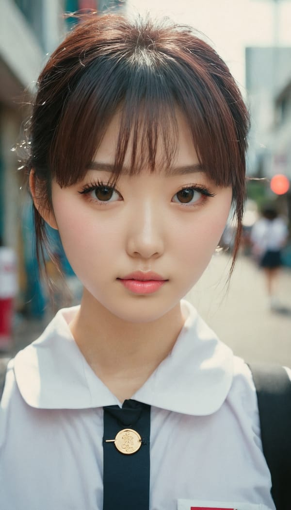 Tags: 21872187, SDXL
{"3": {"inputs": {"seed": 480551798085753, "steps": 32, "cfg": 5.27, "sampler_name": "dpmpp_2m", "scheduler": "karras", "denoise": 1.0, "model": ["27", 0], "positive": ["6", 0], "negative": ["7", 0], "latent_image": ["5", 0]}, "class_type": "KSampler"}, "4": {"inputs": {"ckpt_name": "juggernautxl.safetensors"}, "class_type": "CheckpointLoaderSimple"}, "5": {"inputs": {"width": 768, "height": 1344, "batch_size": 1}, "class_type": "EmptyLatentImage"}, "6": {"inputs": {"text": "24 year old girl, (taiwanese:1.03), (irish:0.96), (russian:0.96), (korean:1.11), (detailed face:1.13), (blush:1.12), (eyelashes:1.04), (seductive facial expression:1.03), (pale skin:1.00), (sexy lips:1.14), (double eyelids:0.96), (beautiful eyes:1.00), (cute:1.03), (slim:0.97), (in a seductive pose:1.09), (large perky breasts:1.04), (cleavage:1.01), (thigh gap:1.00), (school uniform:1.12), choker, busy street, (soft lighting:1.03), (portra:1.06), (film:1.06), (skin fuzz:1.06), (candid cinema:1.09), (textured skin:1.00), (RAW:1.07), (detailed skin:1.05)", "clip": ["27", 1]}, "class_type": "CLIPTextEncode"}, "7": {"inputs": {"text": "(worst quality:1.08), (bad hands:1.13), (distorted:1.09), (low resolution:1.13), (twisted:1.10), (watermark:1.08), (open mouth:1.11)", "clip": ["27", 1]}, "class_type": "CLIPTextEncode"}, "8": {"inputs": {"samples": ["3", 0], "vae": ["4", 2]}, "class_type": "VAEDecode"}, "25": {"inputs": {"lora_name": "nudify_xl.safetensors", "strength_model": 0.15, "strength_clip": 0.05, "model": ["4", 0], "clip": ["4", 1]}, "class_type": "LoraLoader"}, "26": {"inputs": {"lora_name": "shirtlift_SDXL_v2.safetensors", "strength_model": 0.07, "strength_clip": 0.15, "model": ["25", 0], "clip": ["25", 1]}, "class_type": "LoraLoader"}, "27": {"inputs": {"lora_name": "PerfectEyesXL.safetensors", "strength_model": 0.06, "strength_clip": 0.16, "model": ["26", 0], "clip": ["26", 1]}, "class_type": "LoraLoader"}, "30": {"inputs": {"model_name": "4x_NMKD-Superscale-SP_178000_G.pth"}, "class_type": "UpscaleModelLoader"}, "31": {"inputs": {"upscale_model": ["30", 0], "image": ["8", 0]}, "class_type": "ImageUpscaleWithModel"}, "32": {"inputs": {"upscale_method": "lanczos", "scale_by": 0.5, "image": ["31", 0]}, "class_type": "ImageScaleBy"}, "33": {"inputs": {"pixels": ["32", 0], "vae": ["4", 2]}, "class_type": "VAEEncode"}, "34": {"inputs": {"seed": 480551798085753, "steps": 32, "cfg": 5.27, "sampler_name": "dpmpp_2m", "scheduler": "karras", "denoise": 0.3, "model": ["27", 0], "positive": ["6", 0], "negative": ["7", 0], "latent_image": ["33", 0]}, "class_type": "KSampler"}, "36": {"inputs": {"samples": ["34", 0], "vae": ["4", 2]}, "class_type": "VAEDecode"}, "39": {"inputs": {"filename_prefix": "comfyapi-1725966121332", "images": ["36", 0]}, "class_type": "SaveImage"}}