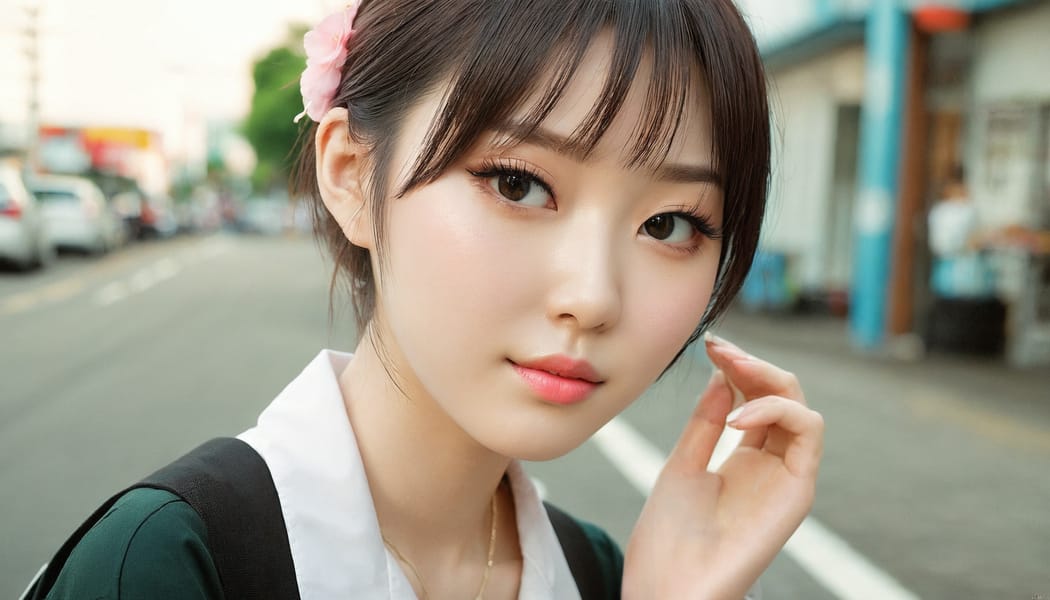 Tags: 21872187, SDXL
{"3": {"inputs": {"seed": 241953641758978, "steps": 64, "cfg": 6.14, "sampler_name": "dpmpp_2m", "scheduler": "karras", "denoise": 1.0, "model": ["27", 0], "positive": ["6", 0], "negative": ["7", 0], "latent_image": ["5", 0]}, "class_type": "KSampler"}, "4": {"inputs": {"ckpt_name": "juggernautxl.safetensors"}, "class_type": "CheckpointLoaderSimple"}, "5": {"inputs": {"width": 1344, "height": 768, "batch_size": 1}, "class_type": "EmptyLatentImage"}, "6": {"inputs": {"text": "24 year old girl, (taiwanese:1.10), (irish:1.13), (japanese:0.95), (detailed face:1.08), (pale skin:0.99), (idol:1.10), (seductive pose:1.02), (sexy lips:0.98), (eyelashes:1.12), (blush:1.06), (cute:1.11), (temptress:0.99), (beautiful eyes:1.13), (seductive facial expression:1.07), (double eyelids:0.95), (slim:1.07), (on all fours:1.03), (spreading ass cheeks:1.00), (from behind:1.10), (backboob:1.00), (school uniform:1.04), choker, busy street, (detailed skin:1.08), (portra:1.01), (soft lighting:1.01), (RAW:1.07), (candid cinema:1.01), (skin fuzz:1.08), (film:1.04), (textured skin:1.09), (natural looking skin:1.06)", "clip": ["27", 1]}, "class_type": "CLIPTextEncode"}, "7": {"inputs": {"text": "(low resolution:1.05), (worst quality:1.10), (open mouth:1.12), (twisted:1.08), (watermark:1.12), (distorted:1.10), (bad hands:1.12)", "clip": ["27", 1]}, "class_type": "CLIPTextEncode"}, "8": {"inputs": {"samples": ["3", 0], "vae": ["4", 2]}, "class_type": "VAEDecode"}, "25": {"inputs": {"lora_name": "nudify_xl.safetensors", "strength_model": 0.3, "strength_clip": 0.13, "model": ["4", 0], "clip": ["4", 1]}, "class_type": "LoraLoader"}, "26": {"inputs": {"lora_name": "shirtlift_SDXL_v2.safetensors", "strength_model": 0.12, "strength_clip": 0.0, "model": ["25", 0], "clip": ["25", 1]}, "class_type": "LoraLoader"}, "27": {"inputs": {"lora_name": "PerfectEyesXL.safetensors", "strength_model": 0.11, "strength_clip": 0.16, "model": ["26", 0], "clip": ["26", 1]}, "class_type": "LoraLoader"}, "30": {"inputs": {"model_name": "4x_NMKD-Superscale-SP_178000_G.pth"}, "class_type": "UpscaleModelLoader"}, "31": {"inputs": {"upscale_model": ["30", 0], "image": ["8", 0]}, "class_type": "ImageUpscaleWithModel"}, "32": {"inputs": {"upscale_method": "lanczos", "scale_by": 0.5, "image": ["31", 0]}, "class_type": "ImageScaleBy"}, "33": {"inputs": {"pixels": ["32", 0], "vae": ["4", 2]}, "class_type": "VAEEncode"}, "34": {"inputs": {"seed": 241953641758978, "steps": 64, "cfg": 6.14, "sampler_name": "dpmpp_2m", "scheduler": "karras", "denoise": 0.3, "model": ["27", 0], "positive": ["6", 0], "negative": ["7", 0], "latent_image": ["33", 0]}, "class_type": "KSampler"}, "36": {"inputs": {"samples": ["34", 0], "vae": ["4", 2]}, "class_type": "VAEDecode"}, "39": {"inputs": {"filename_prefix": "comfyapi-1735784706348", "images": ["36", 0]}, "class_type": "SaveImage"}}