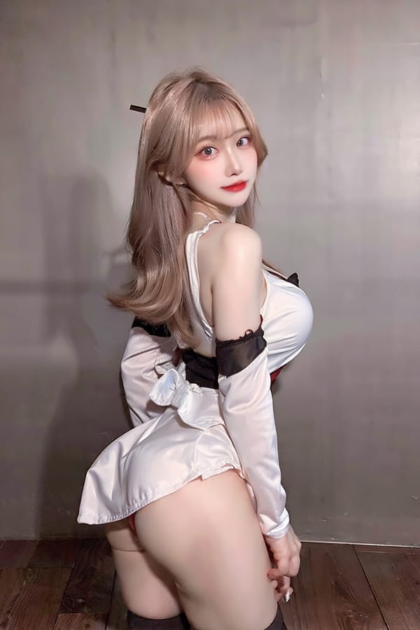 Tags: 21872187
<lora:mix4:0.41>, <lora:JapaneseDollLikeness_v15:0.69>, <lora:koreanDollLikeness:0.69>, <lora:taiwanDollLikeness_v20:0.53>, <lora:YaeMiko_Test:0.72>, (russian:1.08), (ukrainian:1.03), maid cafe, stockings, (maid costume:0.96), choker, bowtie, headband, (pleated skirt:1.05), (perky ass:1.13), (exposed ass:0.91), (looking back:1.07), <lora:Addams:0.26>, extremely detailed eyes, cute, (photorealistic:1.12), sexy lips, seductive smile, double eyelids, eyelashes, pale skin, perky breasts, textured skin, best quality, hyper realistic, tall, blush, 1girl, solo
Negative prompt: drawings, anime, black and white, ugly, (worst quality:1.93)
Steps: 32, Sampler: DPM++ 2M Karras, CFG scale: 5.42, Seed: 221322774, Size: 512x768, Model hash: fc2511737a, Model: chilloutmix_NiPrunedFp32Fix, Seed resize from: -1x-1, Denoising strength: 0.4, Version: v1.2.1, Hires upscale: 2.0, Hires steps: 16, Hires upscaler: ESRGAN_4x