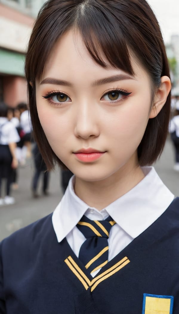 Tags: 21872187, SDXL
{"3": {"inputs": {"seed": 181864061274518, "steps": 32, "cfg": 7.31, "sampler_name": "dpmpp_2m", "scheduler": "karras", "denoise": 1.0, "model": ["27", 0], "positive": ["6", 0], "negative": ["7", 0], "latent_image": ["5", 0]}, "class_type": "KSampler"}, "4": {"inputs": {"ckpt_name": "juggernautXL_v8Rundiffusion.safetensors"}, "class_type": "CheckpointLoaderSimple"}, "5": {"inputs": {"width": 768, "height": 1344, "batch_size": 1}, "class_type": "EmptyLatentImage"}, "6": {"inputs": {"text": "26 year old girl, (japanese:1.12), (ukrainian:1.12), (blush:0.96), (eyelashes:0.97), (beautiful eyes:1.00), (sexy lips:0.95), (double eyelids:1.00), (seductive facial expression:1.13), (idol:0.96), (detailed face:0.95), (cute:0.99), (pale skin:1.07), (temptress:0.99), (slim:1.02), (perky ass:1.13), (exposed ass:0.99), (looking back:1.06), (sexy ass:1.11), (thigh gap:1.09), (school uniform:1.11), choker, busy street, (skin fuzz:1.03), (textured skin:1.09), (soft lighting:1.03), (portra:1.02), (detailed skin:1.03), (candid cinema:1.07), (RAW:1.07), (natural looking skin:1.05), (film:1.02)", "clip": ["27", 1]}, "class_type": "CLIPTextEncode"}, "7": {"inputs": {"text": "(worst quality:1.05), (twisted:1.14), (watermark:1.07), (bad hands:1.08), (open mouth:1.08), (distorted:1.09), (low resolution:1.11)", "clip": ["27", 1]}, "class_type": "CLIPTextEncode"}, "8": {"inputs": {"samples": ["3", 0], "vae": ["4", 2]}, "class_type": "VAEDecode"}, "25": {"inputs": {"lora_name": "nudify_xl.safetensors", "strength_model": 0.38, "strength_clip": 0.15, "model": ["4", 0], "clip": ["4", 1]}, "class_type": "LoraLoader"}, "26": {"inputs": {"lora_name": "shirtlift_SDXL_v2.safetensors", "strength_model": 0.04, "strength_clip": 0.01, "model": ["25", 0], "clip": ["25", 1]}, "class_type": "LoraLoader"}, "27": {"inputs": {"lora_name": "PerfectEyesXL.safetensors", "strength_model": 0.04, "strength_clip": 0.11, "model": ["26", 0], "clip": ["26", 1]}, "class_type": "LoraLoader"}, "30": {"inputs": {"model_name": "4x_NMKD-Superscale-SP_178000_G.pth"}, "class_type": "UpscaleModelLoader"}, "31": {"inputs": {"upscale_model": ["30", 0], "image": ["8", 0]}, "class_type": "ImageUpscaleWithModel"}, "32": {"inputs": {"upscale_method": "lanczos", "scale_by": 0.5, "image": ["31", 0]}, "class_type": "ImageScaleBy"}, "33": {"inputs": {"pixels": ["32", 0], "vae": ["4", 2]}, "class_type": "VAEEncode"}, "34": {"inputs": {"seed": 181864061274518, "steps": 32, "cfg": 7.31, "sampler_name": "dpmpp_2m", "scheduler": "karras", "denoise": 0.3, "model": ["27", 0], "positive": ["6", 0], "negative": ["7", 0], "latent_image": ["33", 0]}, "class_type": "KSampler"}, "36": {"inputs": {"samples": ["34", 0], "vae": ["4", 2]}, "class_type": "VAEDecode"}, "39": {"inputs": {"filename_prefix": "comfyapi-1707714737835", "images": ["36", 0]}, "class_type": "SaveImage"}}