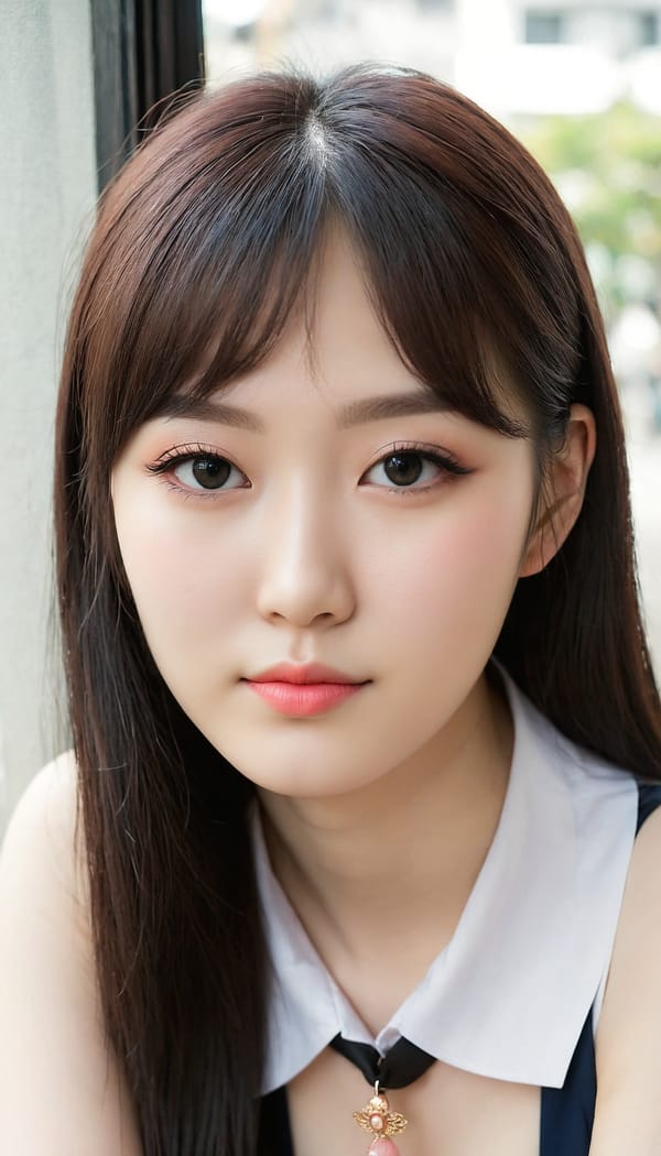 Tags: 21872187, SDXL
{"3": {"inputs": {"seed": 557638313184018, "steps": 64, "cfg": 7.3, "sampler_name": "dpmpp_2m", "scheduler": "karras", "denoise": 1.0, "model": ["27", 0], "positive": ["6", 0], "negative": ["7", 0], "latent_image": ["5", 0]}, "class_type": "KSampler"}, "4": {"inputs": {"ckpt_name": "juggernautXL_v8Rundiffusion.safetensors"}, "class_type": "CheckpointLoaderSimple"}, "5": {"inputs": {"width": 768, "height": 1344, "batch_size": 1}, "class_type": "EmptyLatentImage"}, "6": {"inputs": {"text": "24 year old girl, (korean:1.02), (pale skin:0.96), (slim:1.06), (blush:1.14), (beautiful eyes:0.95), (eyelashes:0.99), (seductive pose:1.00), (detailed face:1.14), (sexy lips:1.04), (cute:0.97), (seductive facial expression:1.00), (temptress:0.98), (double eyelids:1.04), (idol:1.14), (in a seductive pose:0.96), (large perky breasts:1.08), (cleavage:1.03), (thigh gap:1.04), (school uniform:0.95), choker, busy street, (textured skin:1.06), (portra:1.03), (RAW:1.09), (candid cinema:1.04), (skin fuzz:1.06), (soft lighting:1.04), (natural looking skin:1.02), (film:1.09), (detailed skin:1.03)", "clip": ["27", 1]}, "class_type": "CLIPTextEncode"}, "7": {"inputs": {"text": "(open mouth:1.05), (bad hands:1.10), (low resolution:1.06), (distorted:1.13), (twisted:1.08), (watermark:1.05), (worst quality:1.07)", "clip": ["27", 1]}, "class_type": "CLIPTextEncode"}, "8": {"inputs": {"samples": ["3", 0], "vae": ["4", 2]}, "class_type": "VAEDecode"}, "25": {"inputs": {"lora_name": "nudify_xl.safetensors", "strength_model": 0.09, "strength_clip": 0.07, "model": ["4", 0], "clip": ["4", 1]}, "class_type": "LoraLoader"}, "26": {"inputs": {"lora_name": "shirtlift_SDXL_v2.safetensors", "strength_model": 0.16, "strength_clip": 0.06, "model": ["25", 0], "clip": ["25", 1]}, "class_type": "LoraLoader"}, "27": {"inputs": {"lora_name": "PerfectEyesXL.safetensors", "strength_model": 0.14, "strength_clip": 0.0, "model": ["26", 0], "clip": ["26", 1]}, "class_type": "LoraLoader"}, "30": {"inputs": {"model_name": "4x_NMKD-Superscale-SP_178000_G.pth"}, "class_type": "UpscaleModelLoader"}, "31": {"inputs": {"upscale_model": ["30", 0], "image": ["8", 0]}, "class_type": "ImageUpscaleWithModel"}, "32": {"inputs": {"upscale_method": "lanczos", "scale_by": 0.5, "image": ["31", 0]}, "class_type": "ImageScaleBy"}, "33": {"inputs": {"pixels": ["32", 0], "vae": ["4", 2]}, "class_type": "VAEEncode"}, "34": {"inputs": {"seed": 557638313184018, "steps": 64, "cfg": 7.3, "sampler_name": "dpmpp_2m", "scheduler": "karras", "denoise": 0.3, "model": ["27", 0], "positive": ["6", 0], "negative": ["7", 0], "latent_image": ["33", 0]}, "class_type": "KSampler"}, "36": {"inputs": {"samples": ["34", 0], "vae": ["4", 2]}, "class_type": "VAEDecode"}, "39": {"inputs": {"filename_prefix": "comfyapi-1707815373702", "images": ["36", 0]}, "class_type": "SaveImage"}}