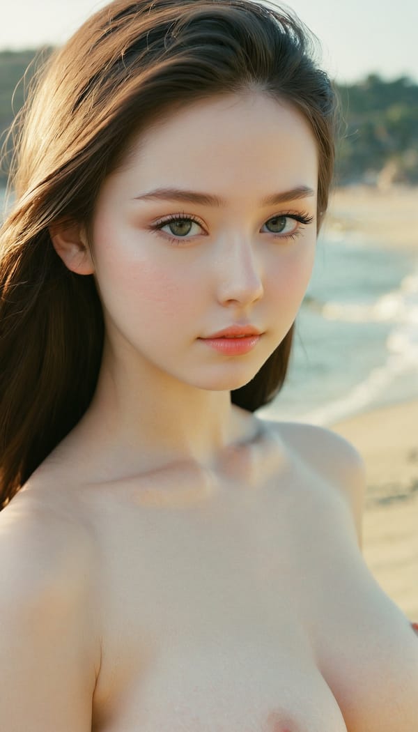 Tags: 21872187, SDXL
{"3": {"inputs": {"seed": 597108697279001, "steps": 32, "cfg": 6.15, "sampler_name": "dpmpp_2m", "scheduler": "karras", "denoise": 1.0, "model": ["27", 0], "positive": ["6", 0], "negative": ["7", 0], "latent_image": ["5", 0]}, "class_type": "KSampler"}, "4": {"inputs": {"ckpt_name": "juggernautxl.safetensors"}, "class_type": "CheckpointLoaderSimple"}, "5": {"inputs": {"width": 768, "height": 1344, "batch_size": 1}, "class_type": "EmptyLatentImage"}, "6": {"inputs": {"text": "18 year old girl, (blush:0.95), (seductive facial expression:0.97), (seductive pose:1.05), (beautiful eyes:0.99), (eyelashes:0.98), (slim:1.03), (idol:1.08), (sexy lips:1.14), (detailed face:1.00), (double eyelids:1.01), (temptress:1.12), (pale skin:1.11), (cute:1.05), (in a seductive pose:1.09), (large perky breasts:1.10), (cleavage:1.03), (thigh gap:1.09), strolling (nude:1.03) at a beach, (RAW:1.01), (natural looking skin:1.01), (detailed skin:1.04), (candid cinema:1.08), (film:1.00), (textured skin:1.05), (portra:1.07), (skin fuzz:1.09), (soft lighting:1.06)", "clip": ["27", 1]}, "class_type": "CLIPTextEncode"}, "7": {"inputs": {"text": "(bad hands:1.14), (open mouth:1.10), (distorted:1.08), (watermark:1.12), (worst quality:1.14), (low resolution:1.11)", "clip": ["27", 1]}, "class_type": "CLIPTextEncode"}, "8": {"inputs": {"samples": ["3", 0], "vae": ["4", 2]}, "class_type": "VAEDecode"}, "25": {"inputs": {"lora_name": "nudify_xl.safetensors", "strength_model": 0.07, "strength_clip": 0.03, "model": ["4", 0], "clip": ["4", 1]}, "class_type": "LoraLoader"}, "26": {"inputs": {"lora_name": "shirtlift_SDXL_v2.safetensors", "strength_model": 0.05, "strength_clip": 0.18, "model": ["25", 0], "clip": ["25", 1]}, "class_type": "LoraLoader"}, "27": {"inputs": {"lora_name": "PerfectEyesXL.safetensors", "strength_model": 0.16, "strength_clip": 0.08, "model": ["26", 0], "clip": ["26", 1]}, "class_type": "LoraLoader"}, "30": {"inputs": {"model_name": "4x_NMKD-Superscale-SP_178000_G.pth"}, "class_type": "UpscaleModelLoader"}, "31": {"inputs": {"upscale_model": ["30", 0], "image": ["8", 0]}, "class_type": "ImageUpscaleWithModel"}, "32": {"inputs": {"upscale_method": "lanczos", "scale_by": 0.5, "image": ["31", 0]}, "class_type": "ImageScaleBy"}, "33": {"inputs": {"pixels": ["32", 0], "vae": ["4", 2]}, "class_type": "VAEEncode"}, "34": {"inputs": {"seed": 597108697279001, "steps": 32, "cfg": 6.15, "sampler_name": "dpmpp_2m", "scheduler": "karras", "denoise": 0.3, "model": ["27", 0], "positive": ["6", 0], "negative": ["7", 0], "latent_image": ["33", 0]}, "class_type": "KSampler"}, "36": {"inputs": {"samples": ["34", 0], "vae": ["4", 2]}, "class_type": "VAEDecode"}, "39": {"inputs": {"filename_prefix": "comfyapi-1727036996536", "images": ["36", 0]}, "class_type": "SaveImage"}}