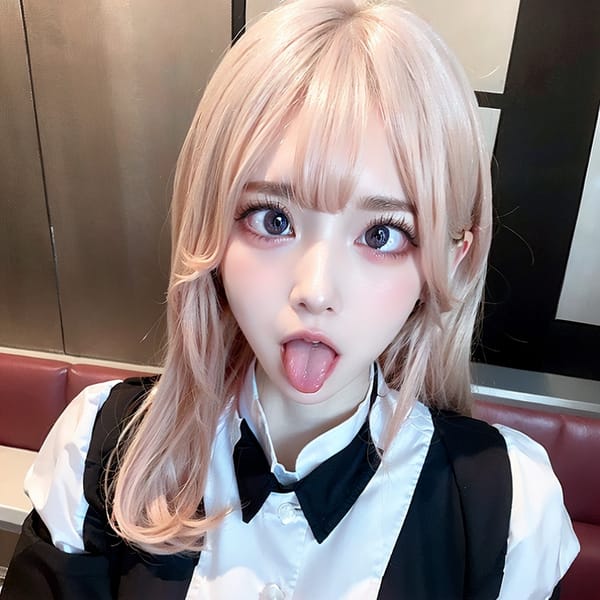 Tags: 21872187
<lora:JapaneseDollLikeness_v15:0.72>, <lora:taiwanDollLikeness_v20:0.39>, <lora:YaeMiko_Test:0.54>, (waitress wearing uniform:0.90), restaurant, <lora:ahegao-x-v4:0.55>, ahegao face, pleasure, extremely detailed eyes, extremely detailed face, cute, double eyelids, eyelashes, pale skin, full body portrait, RAW, best quality, hyper realistic, (thigh gap:0.93), delicate and beautiful girl, (dramatic:1.11)
Negative prompt: sketches, anime, disfigured, (normal quality:2.06), (worst quality:2.03)
Steps: 32, Sampler: DPM++ 2M Karras, CFG scale: 6.77, Seed: 1321276000, Size: 512x512, Model hash: fc2511737a, Model: chilloutmix_NiPrunedFp32Fix, Seed resize from: -1x-1, Denoising strength: 0.45, Version: v1.2.1, Hires upscale: 2.0, Hires steps: 16, Hires upscaler: ESRGAN_4x