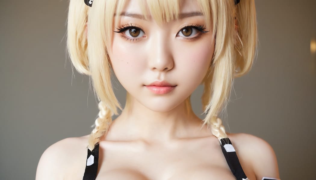 Tags: 21872187, SDXL
{"3": {"inputs": {"seed": 407635448220226, "steps": 64, "cfg": 6.18, "sampler_name": "dpmpp_2m", "scheduler": "karras", "denoise": 1.0, "model": ["27", 0], "positive": ["6", 0], "negative": ["7", 0], "latent_image": ["5", 0]}, "class_type": "KSampler"}, "4": {"inputs": {"ckpt_name": "juggernautxl.safetensors"}, "class_type": "CheckpointLoaderSimple"}, "5": {"inputs": {"width": 1344, "height": 768, "batch_size": 1}, "class_type": "EmptyLatentImage"}, "6": {"inputs": {"text": "18 year old girl, (japanese:1.13), (sexy lips:1.02), (seductive facial expression:1.05), (pale skin:1.01), (beautiful eyes:1.09), (detailed face:1.10), (idol:0.98), (blush:1.06), (double eyelids:1.10), (eyelashes:1.08), (cute:0.97), (seductive pose:0.99), (slim:1.12), (in a seductive pose:1.04), (large perky breasts:1.01), (cleavage:1.09), (thigh gap:0.97), (in a cosplay:1.14) at comiket posing for camera, (natural looking skin:1.03), (soft lighting:1.00), (portra:1.02), (RAW:1.04), (film:1.01), (textured skin:1.06), (candid cinema:1.09), (skin fuzz:1.04), (detailed skin:1.09)", "clip": ["27", 1]}, "class_type": "CLIPTextEncode"}, "7": {"inputs": {"text": "(low resolution:1.09), (open mouth:1.06), (worst quality:1.07), (distorted:1.08), (watermark:1.13), (bad hands:1.14), (twisted:1.09)", "clip": ["27", 1]}, "class_type": "CLIPTextEncode"}, "8": {"inputs": {"samples": ["3", 0], "vae": ["4", 2]}, "class_type": "VAEDecode"}, "25": {"inputs": {"lora_name": "nudify_xl.safetensors", "strength_model": 0.22, "strength_clip": 0.38, "model": ["4", 0], "clip": ["4", 1]}, "class_type": "LoraLoader"}, "26": {"inputs": {"lora_name": "shirtlift_SDXL_v2.safetensors", "strength_model": 0.09, "strength_clip": 0.15, "model": ["25", 0], "clip": ["25", 1]}, "class_type": "LoraLoader"}, "27": {"inputs": {"lora_name": "PerfectEyesXL.safetensors", "strength_model": 0.11, "strength_clip": 0.03, "model": ["26", 0], "clip": ["26", 1]}, "class_type": "LoraLoader"}, "30": {"inputs": {"model_name": "4x_NMKD-Superscale-SP_178000_G.pth"}, "class_type": "UpscaleModelLoader"}, "31": {"inputs": {"upscale_model": ["30", 0], "image": ["8", 0]}, "class_type": "ImageUpscaleWithModel"}, "32": {"inputs": {"upscale_method": "lanczos", "scale_by": 0.5, "image": ["31", 0]}, "class_type": "ImageScaleBy"}, "33": {"inputs": {"pixels": ["32", 0], "vae": ["4", 2]}, "class_type": "VAEEncode"}, "34": {"inputs": {"seed": 407635448220226, "steps": 64, "cfg": 6.18, "sampler_name": "dpmpp_2m", "scheduler": "karras", "denoise": 0.3, "model": ["27", 0], "positive": ["6", 0], "negative": ["7", 0], "latent_image": ["33", 0]}, "class_type": "KSampler"}, "36": {"inputs": {"samples": ["34", 0], "vae": ["4", 2]}, "class_type": "VAEDecode"}, "39": {"inputs": {"filename_prefix": "comfyapi-1714771757107", "images": ["36", 0]}, "class_type": "SaveImage"}}