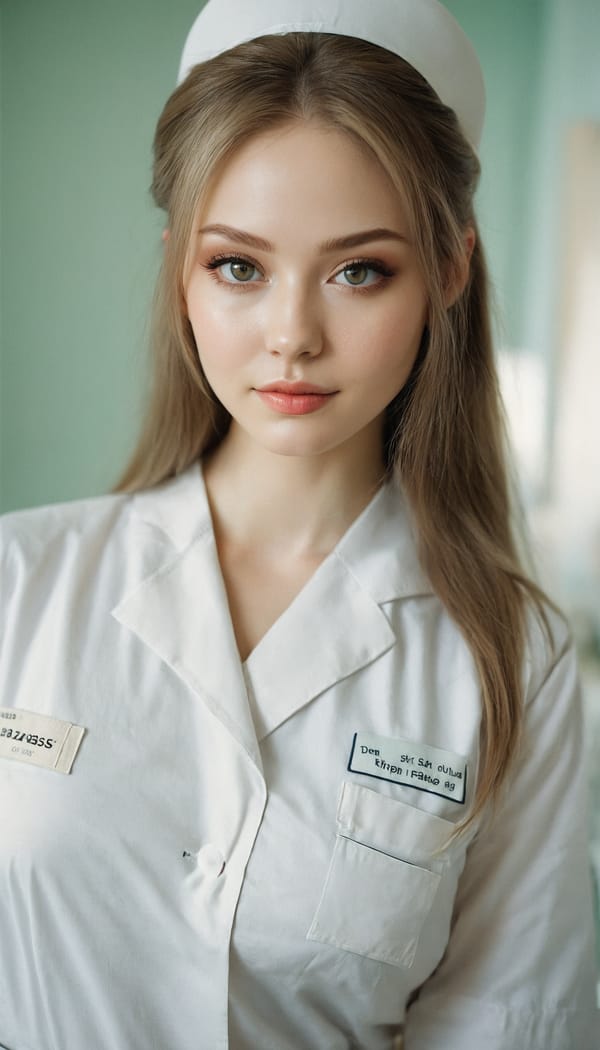 Tags: 21872187, SDXL
{"3": {"inputs": {"seed": 890912625075769, "steps": 32, "cfg": 5.13, "sampler_name": "dpmpp_2m", "scheduler": "karras", "denoise": 1.0, "model": ["27", 0], "positive": ["6", 0], "negative": ["7", 0], "latent_image": ["5", 0]}, "class_type": "KSampler"}, "4": {"inputs": {"ckpt_name": "juggernautxl.safetensors"}, "class_type": "CheckpointLoaderSimple"}, "5": {"inputs": {"width": 768, "height": 1344, "batch_size": 1}, "class_type": "EmptyLatentImage"}, "6": {"inputs": {"text": "26 year old girl, (russian:1.07), (seductive facial expression:1.04), (blush:0.96), (sexy lips:0.95), (cute:1.03), (slim:1.01), (eyelashes:1.01), (pale skin:1.13), (idol:1.03), (seductive pose:1.10), (temptress:1.09), (beautiful eyes:1.06), (detailed face:1.11), (double eyelids:1.13), (perky ass:1.00), (exposed ass:1.14), (looking back:1.11), (sexy ass:0.99), (thigh gap:1.05), (nurse in uniform:1.13) working in a hospital ward, (natural looking skin:1.09), (candid cinema:1.09), (detailed skin:1.09), (RAW:1.02), (skin fuzz:1.04), (textured skin:1.06), (portra:1.09), (film:1.01), (soft lighting:1.01)", "clip": ["27", 1]}, "class_type": "CLIPTextEncode"}, "7": {"inputs": {"text": "(distorted:1.09), (low resolution:1.07), (twisted:1.11), (open mouth:1.06), (watermark:1.12), (bad hands:1.12), (worst quality:1.07)", "clip": ["27", 1]}, "class_type": "CLIPTextEncode"}, "8": {"inputs": {"samples": ["3", 0], "vae": ["4", 2]}, "class_type": "VAEDecode"}, "25": {"inputs": {"lora_name": "nudify_xl.safetensors", "strength_model": 0.1, "strength_clip": 0.29, "model": ["4", 0], "clip": ["4", 1]}, "class_type": "LoraLoader"}, "26": {"inputs": {"lora_name": "shirtlift_SDXL_v2.safetensors", "strength_model": 0.0, "strength_clip": 0.18, "model": ["25", 0], "clip": ["25", 1]}, "class_type": "LoraLoader"}, "27": {"inputs": {"lora_name": "PerfectEyesXL.safetensors", "strength_model": 0.11, "strength_clip": 0.07, "model": ["26", 0], "clip": ["26", 1]}, "class_type": "LoraLoader"}, "30": {"inputs": {"model_name": "4x_NMKD-Superscale-SP_178000_G.pth"}, "class_type": "UpscaleModelLoader"}, "31": {"inputs": {"upscale_model": ["30", 0], "image": ["8", 0]}, "class_type": "ImageUpscaleWithModel"}, "32": {"inputs": {"upscale_method": "lanczos", "scale_by": 0.5, "image": ["31", 0]}, "class_type": "ImageScaleBy"}, "33": {"inputs": {"pixels": ["32", 0], "vae": ["4", 2]}, "class_type": "VAEEncode"}, "34": {"inputs": {"seed": 890912625075769, "steps": 32, "cfg": 5.13, "sampler_name": "dpmpp_2m", "scheduler": "karras", "denoise": 0.3, "model": ["27", 0], "positive": ["6", 0], "negative": ["7", 0], "latent_image": ["33", 0]}, "class_type": "KSampler"}, "36": {"inputs": {"samples": ["34", 0], "vae": ["4", 2]}, "class_type": "VAEDecode"}, "39": {"inputs": {"filename_prefix": "comfyapi-1724342567291", "images": ["36", 0]}, "class_type": "SaveImage"}}