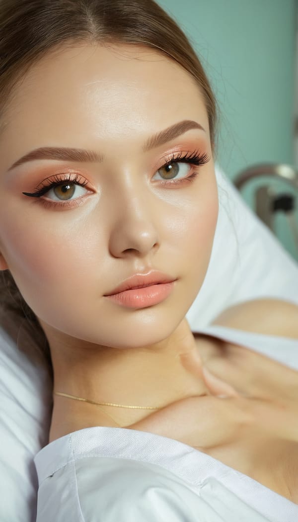 Tags: 21872187, SDXL
{"3": {"inputs": {"seed": 524972283524452, "steps": 32, "cfg": 7.44, "sampler_name": "dpmpp_2m", "scheduler": "karras", "denoise": 1.0, "model": ["27", 0], "positive": ["6", 0], "negative": ["7", 0], "latent_image": ["5", 0]}, "class_type": "KSampler"}, "4": {"inputs": {"ckpt_name": "juggernautxl.safetensors"}, "class_type": "CheckpointLoaderSimple"}, "5": {"inputs": {"width": 768, "height": 1344, "batch_size": 1}, "class_type": "EmptyLatentImage"}, "6": {"inputs": {"text": "26 year old girl, (russian:1.14), (ukrainian:0.97), (sexy lips:1.04), (slim:1.06), (seductive pose:1.00), (detailed face:1.02), (cute:0.97), (idol:1.01), (blush:1.08), (beautiful eyes:0.96), (double eyelids:1.13), (eyelashes:0.97), (temptress:1.08), (perky ass:1.00), (exposed ass:0.96), (looking back:0.96), (sexy ass:1.02), (thigh gap:1.08), (nurse in uniform:1.02) working in a hospital ward, (soft lighting:1.01), (candid cinema:1.02), (film:1.01), (skin fuzz:1.08), (detailed skin:1.08), (RAW:1.07), (portra:1.03), (natural looking skin:1.05), (textured skin:1.06)", "clip": ["27", 1]}, "class_type": "CLIPTextEncode"}, "7": {"inputs": {"text": "(watermark:1.10), (distorted:1.11), (twisted:1.10), (open mouth:1.10), (low resolution:1.06), (worst quality:1.08), (bad hands:1.08)", "clip": ["27", 1]}, "class_type": "CLIPTextEncode"}, "8": {"inputs": {"samples": ["3", 0], "vae": ["4", 2]}, "class_type": "VAEDecode"}, "25": {"inputs": {"lora_name": "nudify_xl.safetensors", "strength_model": 0.09, "strength_clip": 0.15, "model": ["4", 0], "clip": ["4", 1]}, "class_type": "LoraLoader"}, "26": {"inputs": {"lora_name": "shirtlift_SDXL_v2.safetensors", "strength_model": 0.09, "strength_clip": 0.15, "model": ["25", 0], "clip": ["25", 1]}, "class_type": "LoraLoader"}, "27": {"inputs": {"lora_name": "PerfectEyesXL.safetensors", "strength_model": 0.13, "strength_clip": 0.16, "model": ["26", 0], "clip": ["26", 1]}, "class_type": "LoraLoader"}, "30": {"inputs": {"model_name": "4x_NMKD-Superscale-SP_178000_G.pth"}, "class_type": "UpscaleModelLoader"}, "31": {"inputs": {"upscale_model": ["30", 0], "image": ["8", 0]}, "class_type": "ImageUpscaleWithModel"}, "32": {"inputs": {"upscale_method": "lanczos", "scale_by": 0.5, "image": ["31", 0]}, "class_type": "ImageScaleBy"}, "33": {"inputs": {"pixels": ["32", 0], "vae": ["4", 2]}, "class_type": "VAEEncode"}, "34": {"inputs": {"seed": 524972283524452, "steps": 32, "cfg": 7.44, "sampler_name": "dpmpp_2m", "scheduler": "karras", "denoise": 0.3, "model": ["27", 0], "positive": ["6", 0], "negative": ["7", 0], "latent_image": ["33", 0]}, "class_type": "KSampler"}, "36": {"inputs": {"samples": ["34", 0], "vae": ["4", 2]}, "class_type": "VAEDecode"}, "39": {"inputs": {"filename_prefix": "comfyapi-1728159130706", "images": ["36", 0]}, "class_type": "SaveImage"}}