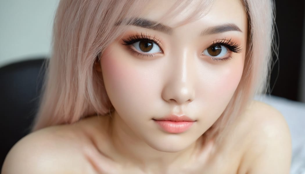 Tags: 21872187, SDXL
{"3": {"inputs": {"seed": 508571355743797, "steps": 32, "cfg": 6.08, "sampler_name": "dpmpp_2m", "scheduler": "karras", "denoise": 1.0, "model": ["27", 0], "positive": ["6", 0], "negative": ["7", 0], "latent_image": ["5", 0]}, "class_type": "KSampler"}, "4": {"inputs": {"ckpt_name": "juggernautxl.safetensors"}, "class_type": "CheckpointLoaderSimple"}, "5": {"inputs": {"width": 1344, "height": 768, "batch_size": 1}, "class_type": "EmptyLatentImage"}, "6": {"inputs": {"text": "23 year old girl, (detailed face:1.03), (idol:0.95), (blush:1.12), (seductive facial expression:1.00), (temptress:1.14), (beautiful eyes:0.98), (eyelashes:1.06), (slim:1.09), (pale skin:1.00), (seductive pose:1.03), (double eyelids:1.08), (cute:0.98), (in a seductive pose:1.06), (large perky breasts:1.07), (cleavage:1.05), (thigh gap:0.97), (an office lady:1.00), (detailed skin:1.04), (RAW:1.04), (portra:1.03), (textured skin:1.09), (skin fuzz:1.05), (film:1.02), (natural looking skin:1.07), (candid cinema:1.04), (soft lighting:1.05)", "clip": ["27", 1]}, "class_type": "CLIPTextEncode"}, "7": {"inputs": {"text": "(open mouth:1.11), (distorted:1.09), (bad hands:1.08), (twisted:1.08), (watermark:1.09), (worst quality:1.13), (low resolution:1.09)", "clip": ["27", 1]}, "class_type": "CLIPTextEncode"}, "8": {"inputs": {"samples": ["3", 0], "vae": ["4", 2]}, "class_type": "VAEDecode"}, "25": {"inputs": {"lora_name": "nudify_xl.safetensors", "strength_model": 0.09, "strength_clip": 0.25, "model": ["4", 0], "clip": ["4", 1]}, "class_type": "LoraLoader"}, "26": {"inputs": {"lora_name": "shirtlift_SDXL_v2.safetensors", "strength_model": 0.06, "strength_clip": 0.05, "model": ["25", 0], "clip": ["25", 1]}, "class_type": "LoraLoader"}, "27": {"inputs": {"lora_name": "PerfectEyesXL.safetensors", "strength_model": 0.14, "strength_clip": 0.14, "model": ["26", 0], "clip": ["26", 1]}, "class_type": "LoraLoader"}, "30": {"inputs": {"model_name": "4x_NMKD-Superscale-SP_178000_G.pth"}, "class_type": "UpscaleModelLoader"}, "31": {"inputs": {"upscale_model": ["30", 0], "image": ["8", 0]}, "class_type": "ImageUpscaleWithModel"}, "32": {"inputs": {"upscale_method": "lanczos", "scale_by": 0.5, "image": ["31", 0]}, "class_type": "ImageScaleBy"}, "33": {"inputs": {"pixels": ["32", 0], "vae": ["4", 2]}, "class_type": "VAEEncode"}, "34": {"inputs": {"seed": 508571355743797, "steps": 32, "cfg": 6.08, "sampler_name": "dpmpp_2m", "scheduler": "karras", "denoise": 0.3, "model": ["27", 0], "positive": ["6", 0], "negative": ["7", 0], "latent_image": ["33", 0]}, "class_type": "KSampler"}, "36": {"inputs": {"samples": ["34", 0], "vae": ["4", 2]}, "class_type": "VAEDecode"}, "39": {"inputs": {"filename_prefix": "comfyapi-1716607552384", "images": ["36", 0]}, "class_type": "SaveImage"}}