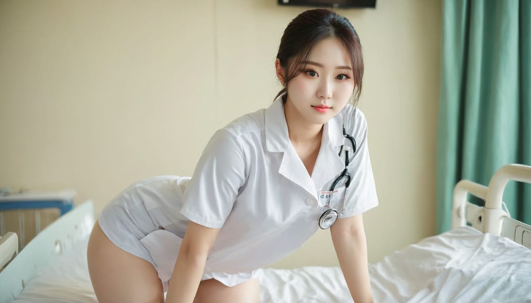 Tags: 21872187, SDXL
{"3": {"inputs": {"seed": 696916069598629, "steps": 64, "cfg": 5.58, "sampler_name": "dpmpp_2m", "scheduler": "karras", "denoise": 1.0, "model": ["27", 0], "positive": ["6", 0], "negative": ["7", 0], "latent_image": ["5", 0]}, "class_type": "KSampler"}, "4": {"inputs": {"ckpt_name": "juggernautxl.safetensors"}, "class_type": "CheckpointLoaderSimple"}, "5": {"inputs": {"width": 1344, "height": 768, "batch_size": 1}, "class_type": "EmptyLatentImage"}, "6": {"inputs": {"text": "26 year old girl, (korean:1.06), (chinese:1.01), (taiwanese:1.04), (cute:0.96), (seductive facial expression:1.11), (eyelashes:0.95), (double eyelids:1.10), (seductive pose:1.01), (temptress:1.01), (idol:1.10), (pale skin:1.11), (beautiful eyes:0.96), (detailed face:0.97), (slim:1.01), (perky ass:1.10), (exposed ass:1.07), (looking back:1.09), (sexy ass:1.11), (thigh gap:0.96), (nurse in uniform:1.07) working in a hospital ward, (textured skin:1.04), (natural looking skin:1.08), (RAW:1.06), (film:1.05), (soft lighting:1.08), (skin fuzz:1.06), (candid cinema:1.00), (detailed skin:1.03), (portra:1.00)", "clip": ["27", 1]}, "class_type": "CLIPTextEncode"}, "7": {"inputs": {"text": "(worst quality:1.11), (twisted:1.06), (distorted:1.14), (watermark:1.10), (bad hands:1.09), (open mouth:1.06), (low resolution:1.09)", "clip": ["27", 1]}, "class_type": "CLIPTextEncode"}, "8": {"inputs": {"samples": ["3", 0], "vae": ["4", 2]}, "class_type": "VAEDecode"}, "25": {"inputs": {"lora_name": "nudify_xl.safetensors", "strength_model": 0.29, "strength_clip": 0.05, "model": ["4", 0], "clip": ["4", 1]}, "class_type": "LoraLoader"}, "26": {"inputs": {"lora_name": "shirtlift_SDXL_v2.safetensors", "strength_model": 0.02, "strength_clip": 0.09, "model": ["25", 0], "clip": ["25", 1]}, "class_type": "LoraLoader"}, "27": {"inputs": {"lora_name": "PerfectEyesXL.safetensors", "strength_model": 0.09, "strength_clip": 0.15, "model": ["26", 0], "clip": ["26", 1]}, "class_type": "LoraLoader"}, "30": {"inputs": {"model_name": "4x_NMKD-Superscale-SP_178000_G.pth"}, "class_type": "UpscaleModelLoader"}, "31": {"inputs": {"upscale_model": ["30", 0], "image": ["8", 0]}, "class_type": "ImageUpscaleWithModel"}, "32": {"inputs": {"upscale_method": "lanczos", "scale_by": 0.5, "image": ["31", 0]}, "class_type": "ImageScaleBy"}, "33": {"inputs": {"pixels": ["32", 0], "vae": ["4", 2]}, "class_type": "VAEEncode"}, "34": {"inputs": {"seed": 696916069598629, "steps": 64, "cfg": 5.58, "sampler_name": "dpmpp_2m", "scheduler": "karras", "denoise": 0.3, "model": ["27", 0], "positive": ["6", 0], "negative": ["7", 0], "latent_image": ["33", 0]}, "class_type": "KSampler"}, "36": {"inputs": {"samples": ["34", 0], "vae": ["4", 2]}, "class_type": "VAEDecode"}, "39": {"inputs": {"filename_prefix": "comfyapi-1728397643594", "images": ["36", 0]}, "class_type": "SaveImage"}}