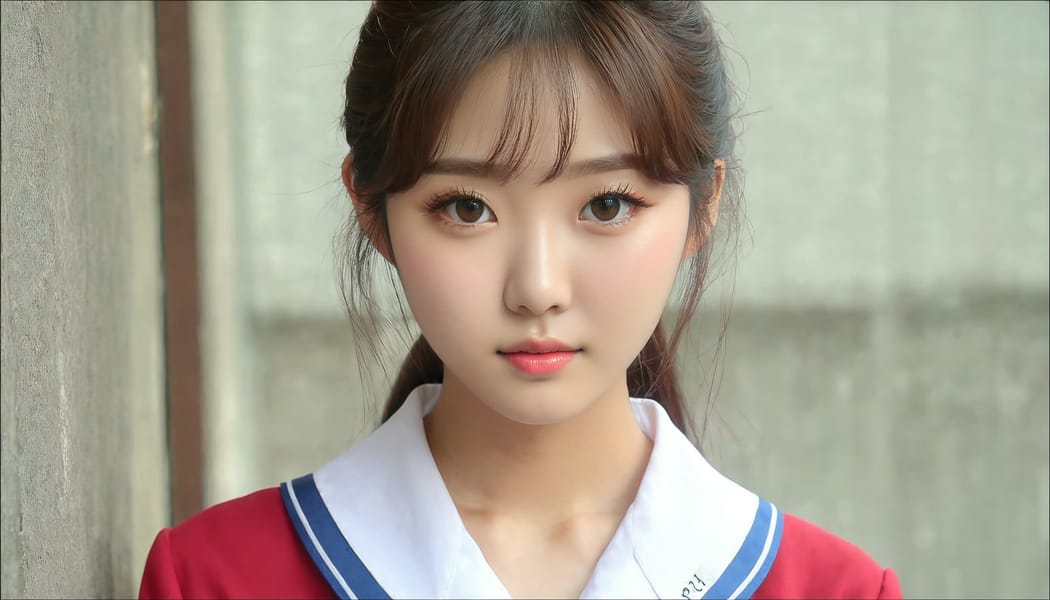 Tags: 21872187, SDXL
{"3": {"inputs": {"seed": 499367486586225, "steps": 32, "cfg": 6.96, "sampler_name": "dpmpp_2m", "scheduler": "karras", "denoise": 1.0, "model": ["27", 0], "positive": ["6", 0], "negative": ["7", 0], "latent_image": ["5", 0]}, "class_type": "KSampler"}, "4": {"inputs": {"ckpt_name": "juggernautxl.safetensors"}, "class_type": "CheckpointLoaderSimple"}, "5": {"inputs": {"width": 1344, "height": 768, "batch_size": 1}, "class_type": "EmptyLatentImage"}, "6": {"inputs": {"text": "18 year old girl, (korean:0.98), (beautiful eyes:1.08), (idol:0.96), (eyelashes:1.14), (detailed face:1.07), (sexy lips:1.11), (slim:1.05), (double eyelids:1.10), (seductive pose:1.01), (temptress:1.01), (cute:1.14), (seductive facial expression:1.08), (blush:1.03), (in a seductive pose:1.08), (large perky breasts:1.12), (cleavage:1.06), (thigh gap:1.08), (school uniform:1.03), choker, busy street, (film:1.00), (soft lighting:1.08), (candid cinema:1.02), (skin fuzz:1.08), (textured skin:1.03), (portra:1.06), (detailed skin:1.01), (natural looking skin:1.01), (RAW:1.04)", "clip": ["27", 1]}, "class_type": "CLIPTextEncode"}, "7": {"inputs": {"text": "(open mouth:1.12), (bad hands:1.09), (distorted:1.06), (low resolution:1.09), (watermark:1.06), (twisted:1.10), (worst quality:1.11)", "clip": ["27", 1]}, "class_type": "CLIPTextEncode"}, "8": {"inputs": {"samples": ["3", 0], "vae": ["4", 2]}, "class_type": "VAEDecode"}, "25": {"inputs": {"lora_name": "nudify_xl.safetensors", "strength_model": 0.16, "strength_clip": 0.09, "model": ["4", 0], "clip": ["4", 1]}, "class_type": "LoraLoader"}, "26": {"inputs": {"lora_name": "shirtlift_SDXL_v2.safetensors", "strength_model": 0.12, "strength_clip": 0.09, "model": ["25", 0], "clip": ["25", 1]}, "class_type": "LoraLoader"}, "27": {"inputs": {"lora_name": "PerfectEyesXL.safetensors", "strength_model": 0.03, "strength_clip": 0.06, "model": ["26", 0], "clip": ["26", 1]}, "class_type": "LoraLoader"}, "30": {"inputs": {"model_name": "4x_NMKD-Superscale-SP_178000_G.pth"}, "class_type": "UpscaleModelLoader"}, "31": {"inputs": {"upscale_model": ["30", 0], "image": ["8", 0]}, "class_type": "ImageUpscaleWithModel"}, "32": {"inputs": {"upscale_method": "lanczos", "scale_by": 0.5, "image": ["31", 0]}, "class_type": "ImageScaleBy"}, "33": {"inputs": {"pixels": ["32", 0], "vae": ["4", 2]}, "class_type": "VAEEncode"}, "34": {"inputs": {"seed": 499367486586225, "steps": 32, "cfg": 6.96, "sampler_name": "dpmpp_2m", "scheduler": "karras", "denoise": 0.3, "model": ["27", 0], "positive": ["6", 0], "negative": ["7", 0], "latent_image": ["33", 0]}, "class_type": "KSampler"}, "36": {"inputs": {"samples": ["34", 0], "vae": ["4", 2]}, "class_type": "VAEDecode"}, "39": {"inputs": {"filename_prefix": "comfyapi-1716585518777", "images": ["36", 0]}, "class_type": "SaveImage"}}