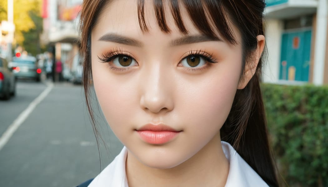 Tags: 21872187, SDXL
{"3": {"inputs": {"seed": 646291953972269, "steps": 32, "cfg": 6.38, "sampler_name": "dpmpp_2m", "scheduler": "karras", "denoise": 1.0, "model": ["27", 0], "positive": ["6", 0], "negative": ["7", 0], "latent_image": ["5", 0]}, "class_type": "KSampler"}, "4": {"inputs": {"ckpt_name": "juggernautxl.safetensors"}, "class_type": "CheckpointLoaderSimple"}, "5": {"inputs": {"width": 1344, "height": 768, "batch_size": 1}, "class_type": "EmptyLatentImage"}, "6": {"inputs": {"text": "28 year old girl, (double eyelids:1.01), (cute:1.01), (eyelashes:1.11), (beautiful eyes:1.11), (sexy lips:1.10), (detailed face:0.95), (temptress:1.05), (slim:0.98), (idol:1.09), (seductive facial expression:1.07), (pale skin:0.98), (blush:1.04), (perky ass:0.95), (exposed ass:1.09), (looking back:0.98), (sexy ass:1.06), (thigh gap:1.13), (school uniform:1.03), choker, busy street, (textured skin:1.02), (natural looking skin:1.00), (detailed skin:1.05), (candid cinema:1.02), (RAW:1.02), (soft lighting:1.02), (film:1.03), (skin fuzz:1.06), (portra:1.03)", "clip": ["27", 1]}, "class_type": "CLIPTextEncode"}, "7": {"inputs": {"text": "(open mouth:1.14), (distorted:1.11), (bad hands:1.08), (watermark:1.11), (worst quality:1.11), (low resolution:1.08), (twisted:1.14)", "clip": ["27", 1]}, "class_type": "CLIPTextEncode"}, "8": {"inputs": {"samples": ["3", 0], "vae": ["4", 2]}, "class_type": "VAEDecode"}, "25": {"inputs": {"lora_name": "nudify_xl.safetensors", "strength_model": 0.29, "strength_clip": 0.36, "model": ["4", 0], "clip": ["4", 1]}, "class_type": "LoraLoader"}, "26": {"inputs": {"lora_name": "shirtlift_SDXL_v2.safetensors", "strength_model": 0.05, "strength_clip": 0.07, "model": ["25", 0], "clip": ["25", 1]}, "class_type": "LoraLoader"}, "27": {"inputs": {"lora_name": "PerfectEyesXL.safetensors", "strength_model": 0.11, "strength_clip": 0.02, "model": ["26", 0], "clip": ["26", 1]}, "class_type": "LoraLoader"}, "30": {"inputs": {"model_name": "4x_NMKD-Superscale-SP_178000_G.pth"}, "class_type": "UpscaleModelLoader"}, "31": {"inputs": {"upscale_model": ["30", 0], "image": ["8", 0]}, "class_type": "ImageUpscaleWithModel"}, "32": {"inputs": {"upscale_method": "lanczos", "scale_by": 0.5, "image": ["31", 0]}, "class_type": "ImageScaleBy"}, "33": {"inputs": {"pixels": ["32", 0], "vae": ["4", 2]}, "class_type": "VAEEncode"}, "34": {"inputs": {"seed": 646291953972269, "steps": 32, "cfg": 6.38, "sampler_name": "dpmpp_2m", "scheduler": "karras", "denoise": 0.3, "model": ["27", 0], "positive": ["6", 0], "negative": ["7", 0], "latent_image": ["33", 0]}, "class_type": "KSampler"}, "36": {"inputs": {"samples": ["34", 0], "vae": ["4", 2]}, "class_type": "VAEDecode"}, "39": {"inputs": {"filename_prefix": "comfyapi-1734341048404", "images": ["36", 0]}, "class_type": "SaveImage"}}