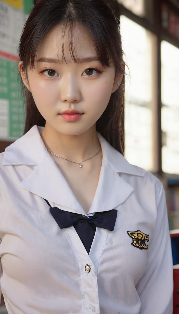 Tags: 21872187, SDXL
{"3": {"inputs": {"seed": 872402896087344, "steps": 32, "cfg": 6.25, "sampler_name": "dpmpp_2m", "scheduler": "karras", "denoise": 1.0, "model": ["27", 0], "positive": ["6", 0], "negative": ["7", 0], "latent_image": ["5", 0]}, "class_type": "KSampler"}, "4": {"inputs": {"ckpt_name": "juggernautxl.safetensors"}, "class_type": "CheckpointLoaderSimple"}, "5": {"inputs": {"width": 768, "height": 1344, "batch_size": 1}, "class_type": "EmptyLatentImage"}, "6": {"inputs": {"text": "20 year old girl, (korean:1.00), (slim:1.10), (double eyelids:1.14), (sexy lips:1.06), (temptress:1.10), (eyelashes:1.02), (idol:0.96), (pale skin:1.09), (seductive facial expression:1.13), (detailed face:1.00), (beautiful eyes:1.10), (seductive pose:1.04), (cute:1.03), (in a seductive pose:0.98), (large perky breasts:1.01), (cleavage:1.13), (thigh gap:1.10), (school uniform:1.08), choker, busy street, (RAW:1.07), (film:1.06), (candid cinema:1.02), (soft lighting:1.03), (skin fuzz:1.05), (detailed skin:1.03), (textured skin:1.06)", "clip": ["27", 1]}, "class_type": "CLIPTextEncode"}, "7": {"inputs": {"text": "(twisted:1.14), (low resolution:1.14), (distorted:1.06), (bad hands:1.14), (open mouth:1.07), (watermark:1.10), (worst quality:1.05)", "clip": ["27", 1]}, "class_type": "CLIPTextEncode"}, "8": {"inputs": {"samples": ["3", 0], "vae": ["4", 2]}, "class_type": "VAEDecode"}, "25": {"inputs": {"lora_name": "nudify_xl.safetensors", "strength_model": 0.06, "strength_clip": 0.34, "model": ["4", 0], "clip": ["4", 1]}, "class_type": "LoraLoader"}, "26": {"inputs": {"lora_name": "shirtlift_SDXL_v2.safetensors", "strength_model": 0.07, "strength_clip": 0.02, "model": ["25", 0], "clip": ["25", 1]}, "class_type": "LoraLoader"}, "27": {"inputs": {"lora_name": "PerfectEyesXL.safetensors", "strength_model": 0.08, "strength_clip": 0.14, "model": ["26", 0], "clip": ["26", 1]}, "class_type": "LoraLoader"}, "30": {"inputs": {"model_name": "4x_NMKD-Superscale-SP_178000_G.pth"}, "class_type": "UpscaleModelLoader"}, "31": {"inputs": {"upscale_model": ["30", 0], "image": ["8", 0]}, "class_type": "ImageUpscaleWithModel"}, "32": {"inputs": {"upscale_method": "lanczos", "scale_by": 0.5, "image": ["31", 0]}, "class_type": "ImageScaleBy"}, "33": {"inputs": {"pixels": ["32", 0], "vae": ["4", 2]}, "class_type": "VAEEncode"}, "34": {"inputs": {"seed": 872402896087344, "steps": 32, "cfg": 6.25, "sampler_name": "dpmpp_2m", "scheduler": "karras", "denoise": 0.3, "model": ["27", 0], "positive": ["6", 0], "negative": ["7", 0], "latent_image": ["33", 0]}, "class_type": "KSampler"}, "36": {"inputs": {"samples": ["34", 0], "vae": ["4", 2]}, "class_type": "VAEDecode"}, "39": {"inputs": {"filename_prefix": "comfyapi-1716405944510", "images": ["36", 0]}, "class_type": "SaveImage"}}