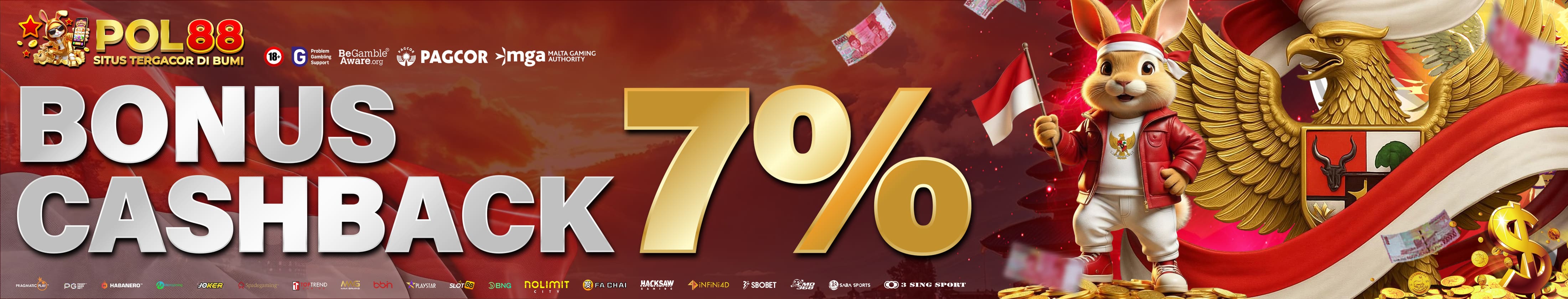 BONUS CASHBACK 7%