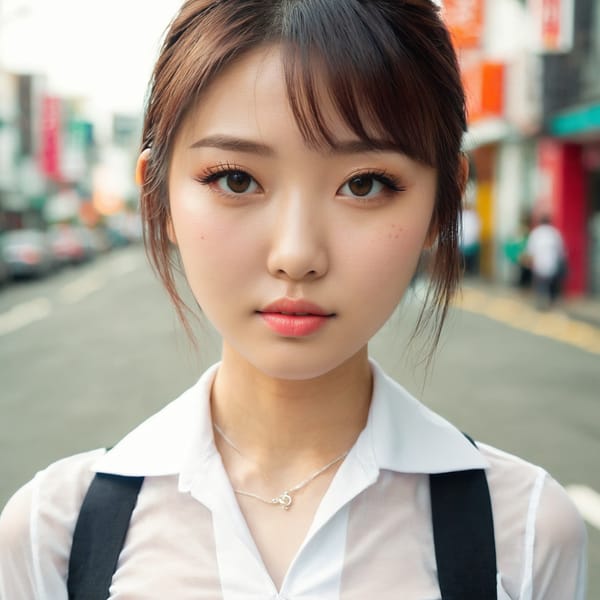 Tags: 21872187, SDXL
{"3": {"inputs": {"seed": 266214820236648, "steps": 64, "cfg": 6.58, "sampler_name": "dpmpp_2m", "scheduler": "karras", "denoise": 1.0, "model": ["27", 0], "positive": ["6", 0], "negative": ["7", 0], "latent_image": ["5", 0]}, "class_type": "KSampler"}, "4": {"inputs": {"ckpt_name": "juggernautxl.safetensors"}, "class_type": "CheckpointLoaderSimple"}, "5": {"inputs": {"width": 1024, "height": 1024, "batch_size": 1}, "class_type": "EmptyLatentImage"}, "6": {"inputs": {"text": "23 year old girl, (irish:1.14), (taiwanese:1.14), (sexy lips:1.12), (idol:1.04), (beautiful eyes:1.11), (detailed face:1.10), (double eyelids:1.10), (seductive pose:1.14), (temptress:1.00), (slim:1.03), (blush:1.10), (eyelashes:0.98), (cute:0.95), (seductive facial expression:1.08), (pale skin:0.99), (perky ass:0.96), (exposed ass:1.08), (looking back:1.08), (sexy ass:1.01), (thigh gap:1.01), (school uniform:0.95), choker, busy street, (detailed skin:1.04), (soft lighting:1.01), (skin fuzz:1.04), (RAW:1.01), (natural looking skin:1.00), (portra:1.08), (textured skin:1.01), (film:1.01), (candid cinema:1.09)", "clip": ["27", 1]}, "class_type": "CLIPTextEncode"}, "7": {"inputs": {"text": "(worst quality:1.06), (open mouth:1.08), (distorted:1.08), (low resolution:1.05), (bad hands:1.06), (watermark:1.09), (twisted:1.08)", "clip": ["27", 1]}, "class_type": "CLIPTextEncode"}, "8": {"inputs": {"samples": ["3", 0], "vae": ["4", 2]}, "class_type": "VAEDecode"}, "25": {"inputs": {"lora_name": "nudify_xl.safetensors", "strength_model": 0.28, "strength_clip": 0.35, "model": ["4", 0], "clip": ["4", 1]}, "class_type": "LoraLoader"}, "26": {"inputs": {"lora_name": "shirtlift_SDXL_v2.safetensors", "strength_model": 0.1, "strength_clip": 0.02, "model": ["25", 0], "clip": ["25", 1]}, "class_type": "LoraLoader"}, "27": {"inputs": {"lora_name": "PerfectEyesXL.safetensors", "strength_model": 0.16, "strength_clip": 0.07, "model": ["26", 0], "clip": ["26", 1]}, "class_type": "LoraLoader"}, "30": {"inputs": {"model_name": "4x_NMKD-Superscale-SP_178000_G.pth"}, "class_type": "UpscaleModelLoader"}, "31": {"inputs": {"upscale_model": ["30", 0], "image": ["8", 0]}, "class_type": "ImageUpscaleWithModel"}, "32": {"inputs": {"upscale_method": "lanczos", "scale_by": 0.5, "image": ["31", 0]}, "class_type": "ImageScaleBy"}, "33": {"inputs": {"pixels": ["32", 0], "vae": ["4", 2]}, "class_type": "VAEEncode"}, "34": {"inputs": {"seed": 266214820236648, "steps": 64, "cfg": 6.58, "sampler_name": "dpmpp_2m", "scheduler": "karras", "denoise": 0.3, "model": ["27", 0], "positive": ["6", 0], "negative": ["7", 0], "latent_image": ["33", 0]}, "class_type": "KSampler"}, "36": {"inputs": {"samples": ["34", 0], "vae": ["4", 2]}, "class_type": "VAEDecode"}, "39": {"inputs": {"filename_prefix": "comfyapi-1735747212680", "images": ["36", 0]}, "class_type": "SaveImage"}}