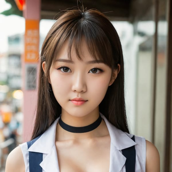 Tags: 21872187, SDXL
{"3": {"inputs": {"seed": 463582967589953, "steps": 32, "cfg": 5.33, "sampler_name": "dpmpp_2m", "scheduler": "karras", "denoise": 1.0, "model": ["27", 0], "positive": ["6", 0], "negative": ["7", 0], "latent_image": ["5", 0]}, "class_type": "KSampler"}, "4": {"inputs": {"ckpt_name": "juggernautXL_v8Rundiffusion.safetensors"}, "class_type": "CheckpointLoaderSimple"}, "5": {"inputs": {"width": 1024, "height": 1024, "batch_size": 1}, "class_type": "EmptyLatentImage"}, "6": {"inputs": {"text": "18 year old girl, (taiwanese:0.97), (sexy lips:1.04), (seductive pose:1.01), (eyelashes:0.98), (beautiful eyes:1.12), (seductive facial expression:0.97), (detailed face:1.07), (idol:1.08), (cute:1.06), (blush:1.05), (temptress:1.08), (slim:1.13), (double eyelids:1.01), (pale skin:0.95), (in a seductive pose:1.02), (large perky breasts:0.99), (cleavage:1.11), (thigh gap:1.01), (school uniform:1.02), choker, busy street, (portra:1.01), (detailed skin:1.06), (skin fuzz:1.01), (soft lighting:1.00), (film:1.03), (textured skin:1.00), (candid cinema:1.08), (RAW:1.02), (natural looking skin:1.06)", "clip": ["27", 1]}, "class_type": "CLIPTextEncode"}, "7": {"inputs": {"text": "(bad hands:1.12), (twisted:1.06), (watermark:1.07), (distorted:1.05), (open mouth:1.10), (worst quality:1.11), (low resolution:1.12)", "clip": ["27", 1]}, "class_type": "CLIPTextEncode"}, "8": {"inputs": {"samples": ["3", 0], "vae": ["4", 2]}, "class_type": "VAEDecode"}, "25": {"inputs": {"lora_name": "nudify_xl.safetensors", "strength_model": 0.19, "strength_clip": 0.18, "model": ["4", 0], "clip": ["4", 1]}, "class_type": "LoraLoader"}, "26": {"inputs": {"lora_name": "shirtlift_SDXL_v2.safetensors", "strength_model": 0.0, "strength_clip": 0.04, "model": ["25", 0], "clip": ["25", 1]}, "class_type": "LoraLoader"}, "27": {"inputs": {"lora_name": "PerfectEyesXL.safetensors", "strength_model": 0.17, "strength_clip": 0.17, "model": ["26", 0], "clip": ["26", 1]}, "class_type": "LoraLoader"}, "30": {"inputs": {"model_name": "4x_NMKD-Superscale-SP_178000_G.pth"}, "class_type": "UpscaleModelLoader"}, "31": {"inputs": {"upscale_model": ["30", 0], "image": ["8", 0]}, "class_type": "ImageUpscaleWithModel"}, "32": {"inputs": {"upscale_method": "lanczos", "scale_by": 0.5, "image": ["31", 0]}, "class_type": "ImageScaleBy"}, "33": {"inputs": {"pixels": ["32", 0], "vae": ["4", 2]}, "class_type": "VAEEncode"}, "34": {"inputs": {"seed": 463582967589953, "steps": 32, "cfg": 5.33, "sampler_name": "dpmpp_2m", "scheduler": "karras", "denoise": 0.3, "model": ["27", 0], "positive": ["6", 0], "negative": ["7", 0], "latent_image": ["33", 0]}, "class_type": "KSampler"}, "36": {"inputs": {"samples": ["34", 0], "vae": ["4", 2]}, "class_type": "VAEDecode"}, "39": {"inputs": {"filename_prefix": "comfyapi-1707938010719", "images": ["36", 0]}, "class_type": "SaveImage"}}