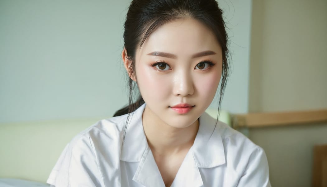 Tags: 21872187, SDXL
{"3": {"inputs": {"seed": 442096505195651, "steps": 32, "cfg": 5.87, "sampler_name": "dpmpp_2m", "scheduler": "karras", "denoise": 1.0, "model": ["27", 0], "positive": ["6", 0], "negative": ["7", 0], "latent_image": ["5", 0]}, "class_type": "KSampler"}, "4": {"inputs": {"ckpt_name": "juggernautxl.safetensors"}, "class_type": "CheckpointLoaderSimple"}, "5": {"inputs": {"width": 1344, "height": 768, "batch_size": 1}, "class_type": "EmptyLatentImage"}, "6": {"inputs": {"text": "20 year old girl, (chinese:0.98), (taiwanese:0.96), (double eyelids:1.05), (idol:1.10), (seductive pose:1.02), (beautiful eyes:1.08), (eyelashes:0.98), (detailed face:1.06), (pale skin:0.96), (cute:1.00), (slim:0.98), (seductive facial expression:1.09), (blush:1.03), (sexy lips:1.09), (perky ass:1.10), (exposed ass:0.95), (looking back:1.07), (sexy ass:0.98), (thigh gap:1.01), (nurse in uniform:1.14) working in a hospital ward, (candid cinema:1.03), (skin fuzz:1.05), (textured skin:1.08), (RAW:1.08), (soft lighting:1.05), (detailed skin:1.00), (natural looking skin:1.09), (portra:1.02), (film:1.02)", "clip": ["27", 1]}, "class_type": "CLIPTextEncode"}, "7": {"inputs": {"text": "(bad hands:1.10), (watermark:1.08), (low resolution:1.12), (distorted:1.10), (twisted:1.05), (worst quality:1.10), (open mouth:1.06)", "clip": ["27", 1]}, "class_type": "CLIPTextEncode"}, "8": {"inputs": {"samples": ["3", 0], "vae": ["4", 2]}, "class_type": "VAEDecode"}, "25": {"inputs": {"lora_name": "nudify_xl.safetensors", "strength_model": 0.3, "strength_clip": 0.08, "model": ["4", 0], "clip": ["4", 1]}, "class_type": "LoraLoader"}, "26": {"inputs": {"lora_name": "shirtlift_SDXL_v2.safetensors", "strength_model": 0.17, "strength_clip": 0.17, "model": ["25", 0], "clip": ["25", 1]}, "class_type": "LoraLoader"}, "27": {"inputs": {"lora_name": "PerfectEyesXL.safetensors", "strength_model": 0.04, "strength_clip": 0.07, "model": ["26", 0], "clip": ["26", 1]}, "class_type": "LoraLoader"}, "30": {"inputs": {"model_name": "4x_NMKD-Superscale-SP_178000_G.pth"}, "class_type": "UpscaleModelLoader"}, "31": {"inputs": {"upscale_model": ["30", 0], "image": ["8", 0]}, "class_type": "ImageUpscaleWithModel"}, "32": {"inputs": {"upscale_method": "lanczos", "scale_by": 0.5, "image": ["31", 0]}, "class_type": "ImageScaleBy"}, "33": {"inputs": {"pixels": ["32", 0], "vae": ["4", 2]}, "class_type": "VAEEncode"}, "34": {"inputs": {"seed": 442096505195651, "steps": 32, "cfg": 5.87, "sampler_name": "dpmpp_2m", "scheduler": "karras", "denoise": 0.3, "model": ["27", 0], "positive": ["6", 0], "negative": ["7", 0], "latent_image": ["33", 0]}, "class_type": "KSampler"}, "36": {"inputs": {"samples": ["34", 0], "vae": ["4", 2]}, "class_type": "VAEDecode"}, "39": {"inputs": {"filename_prefix": "comfyapi-1725045828608", "images": ["36", 0]}, "class_type": "SaveImage"}}