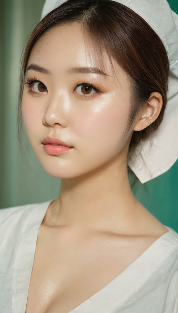 Tags: 21872187, SDXL
{"3": {"inputs": {"seed": 435096650703656, "steps": 32, "cfg": 5.65, "sampler_name": "dpmpp_2m", "scheduler": "karras", "denoise": 1.0, "model": ["27", 0], "positive": ["6", 0], "negative": ["7", 0], "latent_image": ["5", 0]}, "class_type": "KSampler"}, "4": {"inputs": {"ckpt_name": "juggernautxl.safetensors"}, "class_type": "CheckpointLoaderSimple"}, "5": {"inputs": {"width": 768, "height": 1344, "batch_size": 1}, "class_type": "EmptyLatentImage"}, "6": {"inputs": {"text": "25 year old girl, (chinese:1.11), (irish:1.03), (slim:1.13), (beautiful eyes:1.03), (idol:1.12), (detailed face:0.96), (sexy lips:1.13), (seductive pose:0.98), (temptress:1.05), (eyelashes:1.09), (seductive facial expression:1.02), (double eyelids:1.13), (cute:1.11), (blush:0.95), (pale skin:0.95), (in a seductive pose:0.97), (large perky breasts:1.07), (cleavage:1.10), (thigh gap:0.99), (nurse in uniform:1.12) working in a hospital ward, (candid cinema:1.08), (detailed skin:1.07), (film:1.00), (portra:1.02), (soft lighting:1.04), (RAW:1.06), (textured skin:1.00), (skin fuzz:1.04), (natural looking skin:1.01)", "clip": ["27", 1]}, "class_type": "CLIPTextEncode"}, "7": {"inputs": {"text": "(twisted:1.05), (worst quality:1.10), (open mouth:1.14), (low resolution:1.12), (distorted:1.05), (watermark:1.09), (bad hands:1.08)", "clip": ["27", 1]}, "class_type": "CLIPTextEncode"}, "8": {"inputs": {"samples": ["3", 0], "vae": ["4", 2]}, "class_type": "VAEDecode"}, "25": {"inputs": {"lora_name": "nudify_xl.safetensors", "strength_model": 0.24, "strength_clip": 0.23, "model": ["4", 0], "clip": ["4", 1]}, "class_type": "LoraLoader"}, "26": {"inputs": {"lora_name": "shirtlift_SDXL_v2.safetensors", "strength_model": 0.09, "strength_clip": 0.12, "model": ["25", 0], "clip": ["25", 1]}, "class_type": "LoraLoader"}, "27": {"inputs": {"lora_name": "PerfectEyesXL.safetensors", "strength_model": 0.19, "strength_clip": 0.07, "model": ["26", 0], "clip": ["26", 1]}, "class_type": "LoraLoader"}, "30": {"inputs": {"model_name": "4x_NMKD-Superscale-SP_178000_G.pth"}, "class_type": "UpscaleModelLoader"}, "31": {"inputs": {"upscale_model": ["30", 0], "image": ["8", 0]}, "class_type": "ImageUpscaleWithModel"}, "32": {"inputs": {"upscale_method": "lanczos", "scale_by": 0.5, "image": ["31", 0]}, "class_type": "ImageScaleBy"}, "33": {"inputs": {"pixels": ["32", 0], "vae": ["4", 2]}, "class_type": "VAEEncode"}, "34": {"inputs": {"seed": 435096650703656, "steps": 32, "cfg": 5.65, "sampler_name": "dpmpp_2m", "scheduler": "karras", "denoise": 0.3, "model": ["27", 0], "positive": ["6", 0], "negative": ["7", 0], "latent_image": ["33", 0]}, "class_type": "KSampler"}, "36": {"inputs": {"samples": ["34", 0], "vae": ["4", 2]}, "class_type": "VAEDecode"}, "39": {"inputs": {"filename_prefix": "comfyapi-1713705610894", "images": ["36", 0]}, "class_type": "SaveImage"}}