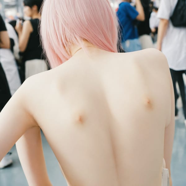 Tags: 21872187, SDXL
{"3": {"inputs": {"seed": 489129868833491, "steps": 64, "cfg": 5.04, "sampler_name": "dpmpp_2m", "scheduler": "karras", "denoise": 1.0, "model": ["27", 0], "positive": ["6", 0], "negative": ["7", 0], "latent_image": ["5", 0]}, "class_type": "KSampler"}, "4": {"inputs": {"ckpt_name": "helloworldxl.safetensors"}, "class_type": "CheckpointLoaderSimple"}, "5": {"inputs": {"width": 1024, "height": 1024, "batch_size": 1}, "class_type": "EmptyLatentImage"}, "6": {"inputs": {"text": "26 year old girl, (korean:1.11), (chinese:1.12), (blush:1.14), (seductive pose:0.96), (idol:1.06), (detailed face:0.95), (eyelashes:0.98), (seductive facial expression:1.14), (slim:1.03), (cute:1.10), (pale skin:1.13), (double eyelids:0.96), (beautiful eyes:1.01), (sexy lips:1.12), (temptress:0.97), (on all fours:0.97), (spreading ass cheeks:0.98), (from behind:0.95), (backboob:1.07), (in a cosplay:1.12) at comiket posing for camera, (portra:1.03), (candid cinema:1.03), (RAW:1.03), (natural looking skin:1.05), (soft lighting:1.08), (detailed skin:1.02), (textured skin:1.04), (skin fuzz:1.08), (film:1.06)", "clip": ["27", 1]}, "class_type": "CLIPTextEncode"}, "7": {"inputs": {"text": "(open mouth:1.12), (distorted:1.07), (watermark:1.09), (low resolution:1.07), (twisted:1.11), (bad hands:1.11), (worst quality:1.12)", "clip": ["27", 1]}, "class_type": "CLIPTextEncode"}, "8": {"inputs": {"samples": ["3", 0], "vae": ["4", 2]}, "class_type": "VAEDecode"}, "25": {"inputs": {"lora_name": "nudify_xl.safetensors", "strength_model": 0.2, "strength_clip": 0.0, "model": ["4", 0], "clip": ["4", 1]}, "class_type": "LoraLoader"}, "26": {"inputs": {"lora_name": "shirtlift_SDXL_v2.safetensors", "strength_model": 0.09, "strength_clip": 0.11, "model": ["25", 0], "clip": ["25", 1]}, "class_type": "LoraLoader"}, "27": {"inputs": {"lora_name": "PerfectEyesXL.safetensors", "strength_model": 0.18, "strength_clip": 0.19, "model": ["26", 0], "clip": ["26", 1]}, "class_type": "LoraLoader"}, "30": {"inputs": {"model_name": "4x_NMKD-Superscale-SP_178000_G.pth"}, "class_type": "UpscaleModelLoader"}, "31": {"inputs": {"upscale_model": ["30", 0], "image": ["8", 0]}, "class_type": "ImageUpscaleWithModel"}, "32": {"inputs": {"upscale_method": "lanczos", "scale_by": 0.5, "image": ["31", 0]}, "class_type": "ImageScaleBy"}, "33": {"inputs": {"pixels": ["32", 0], "vae": ["4", 2]}, "class_type": "VAEEncode"}, "34": {"inputs": {"seed": 489129868833491, "steps": 64, "cfg": 5.04, "sampler_name": "dpmpp_2m", "scheduler": "karras", "denoise": 0.3, "model": ["27", 0], "positive": ["6", 0], "negative": ["7", 0], "latent_image": ["33", 0]}, "class_type": "KSampler"}, "36": {"inputs": {"samples": ["34", 0], "vae": ["4", 2]}, "class_type": "VAEDecode"}, "39": {"inputs": {"filename_prefix": "comfyapi-1734429349370", "images": ["36", 0]}, "class_type": "SaveImage"}}