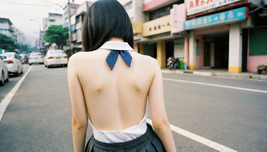 Tags: 21872187, SDXL
{"3": {"inputs": {"seed": 255215574985978, "steps": 64, "cfg": 7.12, "sampler_name": "dpmpp_2m", "scheduler": "karras", "denoise": 1.0, "model": ["27", 0], "positive": ["6", 0], "negative": ["7", 0], "latent_image": ["5", 0]}, "class_type": "KSampler"}, "4": {"inputs": {"ckpt_name": "helloworldxl.safetensors"}, "class_type": "CheckpointLoaderSimple"}, "5": {"inputs": {"width": 1344, "height": 768, "batch_size": 1}, "class_type": "EmptyLatentImage"}, "6": {"inputs": {"text": "20 year old girl, (taiwanese:1.10), (slim:0.98), (detailed face:1.04), (beautiful eyes:1.00), (seductive facial expression:1.14), (cute:1.12), (pale skin:0.95), (blush:1.06), (seductive pose:1.09), (double eyelids:1.04), (idol:1.01), (temptress:1.00), (eyelashes:1.08), (sexy lips:1.13), (on all fours:0.96), (spreading ass cheeks:1.01), (from behind:1.09), (backboob:0.95), (school uniform:1.03), choker, busy street, (portra:1.04), (skin fuzz:1.01), (textured skin:1.05), (natural looking skin:1.01), (RAW:1.02), (soft lighting:1.07), (film:1.09), (detailed skin:1.08), (candid cinema:1.02)", "clip": ["27", 1]}, "class_type": "CLIPTextEncode"}, "7": {"inputs": {"text": "(twisted:1.05), (low resolution:1.09), (open mouth:1.10), (distorted:1.11), (bad hands:1.14), (worst quality:1.11), (watermark:1.11)", "clip": ["27", 1]}, "class_type": "CLIPTextEncode"}, "8": {"inputs": {"samples": ["3", 0], "vae": ["4", 2]}, "class_type": "VAEDecode"}, "25": {"inputs": {"lora_name": "nudify_xl.safetensors", "strength_model": 0.21, "strength_clip": 0.0, "model": ["4", 0], "clip": ["4", 1]}, "class_type": "LoraLoader"}, "26": {"inputs": {"lora_name": "shirtlift_SDXL_v2.safetensors", "strength_model": 0.15, "strength_clip": 0.18, "model": ["25", 0], "clip": ["25", 1]}, "class_type": "LoraLoader"}, "27": {"inputs": {"lora_name": "PerfectEyesXL.safetensors", "strength_model": 0.01, "strength_clip": 0.17, "model": ["26", 0], "clip": ["26", 1]}, "class_type": "LoraLoader"}, "30": {"inputs": {"model_name": "4x_NMKD-Superscale-SP_178000_G.pth"}, "class_type": "UpscaleModelLoader"}, "31": {"inputs": {"upscale_model": ["30", 0], "image": ["8", 0]}, "class_type": "ImageUpscaleWithModel"}, "32": {"inputs": {"upscale_method": "lanczos", "scale_by": 0.5, "image": ["31", 0]}, "class_type": "ImageScaleBy"}, "33": {"inputs": {"pixels": ["32", 0], "vae": ["4", 2]}, "class_type": "VAEEncode"}, "34": {"inputs": {"seed": 255215574985978, "steps": 64, "cfg": 7.12, "sampler_name": "dpmpp_2m", "scheduler": "karras", "denoise": 0.3, "model": ["27", 0], "positive": ["6", 0], "negative": ["7", 0], "latent_image": ["33", 0]}, "class_type": "KSampler"}, "36": {"inputs": {"samples": ["34", 0], "vae": ["4", 2]}, "class_type": "VAEDecode"}, "39": {"inputs": {"filename_prefix": "comfyapi-1726411841090", "images": ["36", 0]}, "class_type": "SaveImage"}}