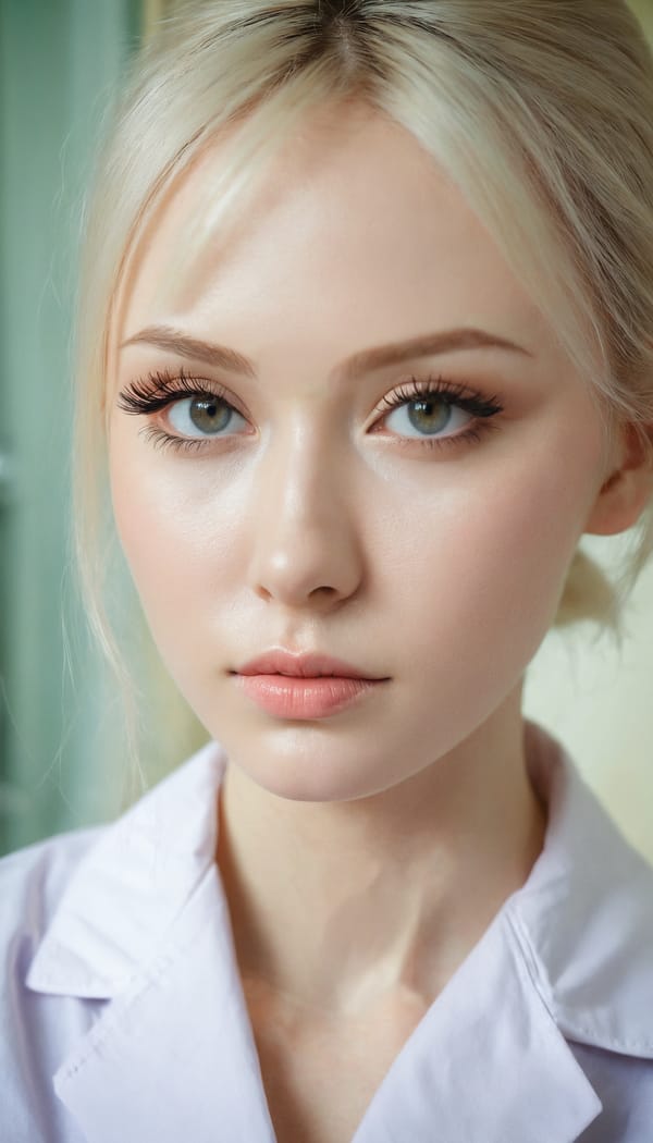 Tags: 21872187, SDXL
{"3": {"inputs": {"seed": 544702922426161, "steps": 64, "cfg": 6.54, "sampler_name": "dpmpp_2m", "scheduler": "karras", "denoise": 1.0, "model": ["27", 0], "positive": ["6", 0], "negative": ["7", 0], "latent_image": ["5", 0]}, "class_type": "KSampler"}, "4": {"inputs": {"ckpt_name": "juggernautxl.safetensors"}, "class_type": "CheckpointLoaderSimple"}, "5": {"inputs": {"width": 768, "height": 1344, "batch_size": 1}, "class_type": "EmptyLatentImage"}, "6": {"inputs": {"text": "28 year old girl, (russian:1.04), (eyelashes:1.10), (sexy lips:1.12), (temptress:1.09), (cute:1.10), (beautiful eyes:1.14), (seductive pose:1.04), (pale skin:1.13), (detailed face:1.05), (blush:1.01), (slim:1.10), (double eyelids:1.11), (seductive facial expression:1.09), (idol:1.08), (in a seductive pose:0.96), (large perky breasts:1.09), (cleavage:0.98), (thigh gap:0.97), (nurse in uniform:1.01) working in a hospital ward, (skin fuzz:1.06), (soft lighting:1.04), (portra:1.06), (film:1.03), (natural looking skin:1.08), (RAW:1.06), (textured skin:1.08), (detailed skin:1.04), (candid cinema:1.04)", "clip": ["27", 1]}, "class_type": "CLIPTextEncode"}, "7": {"inputs": {"text": "(low resolution:1.10), (open mouth:1.14), (watermark:1.05), (bad hands:1.13), (worst quality:1.13), (twisted:1.07), (distorted:1.09)", "clip": ["27", 1]}, "class_type": "CLIPTextEncode"}, "8": {"inputs": {"samples": ["3", 0], "vae": ["4", 2]}, "class_type": "VAEDecode"}, "25": {"inputs": {"lora_name": "nudify_xl.safetensors", "strength_model": 0.13, "strength_clip": 0.02, "model": ["4", 0], "clip": ["4", 1]}, "class_type": "LoraLoader"}, "26": {"inputs": {"lora_name": "shirtlift_SDXL_v2.safetensors", "strength_model": 0.05, "strength_clip": 0.0, "model": ["25", 0], "clip": ["25", 1]}, "class_type": "LoraLoader"}, "27": {"inputs": {"lora_name": "PerfectEyesXL.safetensors", "strength_model": 0.02, "strength_clip": 0.18, "model": ["26", 0], "clip": ["26", 1]}, "class_type": "LoraLoader"}, "30": {"inputs": {"model_name": "4x_NMKD-Superscale-SP_178000_G.pth"}, "class_type": "UpscaleModelLoader"}, "31": {"inputs": {"upscale_model": ["30", 0], "image": ["8", 0]}, "class_type": "ImageUpscaleWithModel"}, "32": {"inputs": {"upscale_method": "lanczos", "scale_by": 0.5, "image": ["31", 0]}, "class_type": "ImageScaleBy"}, "33": {"inputs": {"pixels": ["32", 0], "vae": ["4", 2]}, "class_type": "VAEEncode"}, "34": {"inputs": {"seed": 544702922426161, "steps": 64, "cfg": 6.54, "sampler_name": "dpmpp_2m", "scheduler": "karras", "denoise": 0.3, "model": ["27", 0], "positive": ["6", 0], "negative": ["7", 0], "latent_image": ["33", 0]}, "class_type": "KSampler"}, "36": {"inputs": {"samples": ["34", 0], "vae": ["4", 2]}, "class_type": "VAEDecode"}, "39": {"inputs": {"filename_prefix": "comfyapi-1713399069100", "images": ["36", 0]}, "class_type": "SaveImage"}}