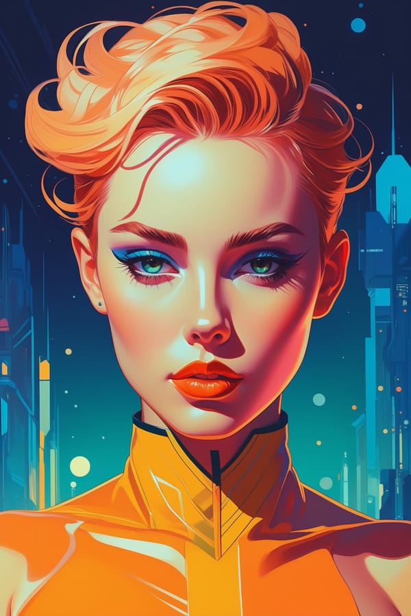 Tags: undefined
character design, intricate outfit, by James Stokoe style, Laurie Greasley, a study of cell shaded portrait box art style, concept art, llustration, post grunge, concept art by josan gonzales and wlop, highly detailed, sharp focus, Concept art, an elegant (Robin:1.3) , Azure neon hue, ultra detailed, comic book cover, ((Elegant)) , ((Phenomenal)) , ((Breathtaking)) , ((Detailed)) , ((Captivating)) , ((Astounding)) , fantasy, Spells, Nature, Mystical, oil painting, Oil on canvas, Oil artwork, Canvas painting, Antique glow, Vintage illumination, Retro lighting, Small aperture, Deep depth of field, Sharp from front to back . Dreamlike, mysterious, provocative, symbolic, intricate, detailed, (topless:1.8), (2b:0.5)
Negative prompt: photorealistic, realistic, deformed, glitch, noisy, low contrast, out of frame, (worst quality:1.2), (low quality:1.2), (lowres:1.1), (monochrome:1.1), (greyscale), multiple views, (((bad anatomy))), (((deformed))), (((disfigured))), watermark, multiple_views, mutation hands, mutation fingers, extra fingers, missing fingers, watermark
Steps: 36, Sampler: Euler a, CFG scale: 7, Seed: 2235575682, Size: 768x1152, Model hash: c9e3e68f89, Model: juggernautXL_v9Rundiffusionphoto2, Denoising strength: 0.3, Hires upscale: 1.5, Hires steps: 12, Hires upscaler: R-ESRGAN 4x+ Anime6B, Version: v1.7.0