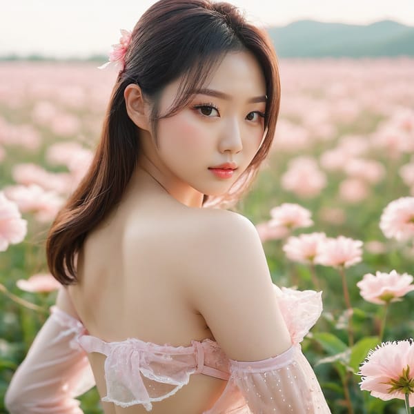 Tags: 21872187, SDXL
{"3": {"inputs": {"seed": 766841495249888, "steps": 32, "cfg": 7.91, "sampler_name": "dpmpp_2m", "scheduler": "karras", "denoise": 1.0, "model": ["27", 0], "positive": ["6", 0], "negative": ["7", 0], "latent_image": ["5", 0]}, "class_type": "KSampler"}, "4": {"inputs": {"ckpt_name": "juggernautxl.safetensors"}, "class_type": "CheckpointLoaderSimple"}, "5": {"inputs": {"width": 1024, "height": 1024, "batch_size": 1}, "class_type": "EmptyLatentImage"}, "6": {"inputs": {"text": "18 year old girl, (korean:1.07), (seductive pose:1.11), (double eyelids:0.99), (cute:0.96), (blush:1.10), (detailed face:0.96), (sexy lips:1.03), (seductive facial expression:1.07), (idol:1.01), (temptress:1.06), (pale skin:1.03), (eyelashes:1.12), (on all fours:1.02), (spreading ass cheeks:1.10), (from behind:1.11), (backboob:0.99), wearing (translucent clothes:1.10) on a flower field, (skin fuzz:1.04), (candid cinema:1.07), (soft lighting:1.06), (natural looking skin:1.02), (detailed skin:1.02), (portra:1.06), (film:1.07), (RAW:1.03), (textured skin:1.00)", "clip": ["27", 1]}, "class_type": "CLIPTextEncode"}, "7": {"inputs": {"text": "(distorted:1.05), (watermark:1.14), (low resolution:1.09), (open mouth:1.09), (worst quality:1.09), (twisted:1.12), (bad hands:1.11)", "clip": ["27", 1]}, "class_type": "CLIPTextEncode"}, "8": {"inputs": {"samples": ["3", 0], "vae": ["4", 2]}, "class_type": "VAEDecode"}, "25": {"inputs": {"lora_name": "nudify_xl.safetensors", "strength_model": 0.02, "strength_clip": 0.1, "model": ["4", 0], "clip": ["4", 1]}, "class_type": "LoraLoader"}, "26": {"inputs": {"lora_name": "shirtlift_SDXL_v2.safetensors", "strength_model": 0.03, "strength_clip": 0.11, "model": ["25", 0], "clip": ["25", 1]}, "class_type": "LoraLoader"}, "27": {"inputs": {"lora_name": "PerfectEyesXL.safetensors", "strength_model": 0.04, "strength_clip": 0.03, "model": ["26", 0], "clip": ["26", 1]}, "class_type": "LoraLoader"}, "30": {"inputs": {"model_name": "4x_NMKD-Superscale-SP_178000_G.pth"}, "class_type": "UpscaleModelLoader"}, "31": {"inputs": {"upscale_model": ["30", 0], "image": ["8", 0]}, "class_type": "ImageUpscaleWithModel"}, "32": {"inputs": {"upscale_method": "lanczos", "scale_by": 0.5, "image": ["31", 0]}, "class_type": "ImageScaleBy"}, "33": {"inputs": {"pixels": ["32", 0], "vae": ["4", 2]}, "class_type": "VAEEncode"}, "34": {"inputs": {"seed": 766841495249888, "steps": 32, "cfg": 7.91, "sampler_name": "dpmpp_2m", "scheduler": "karras", "denoise": 0.3, "model": ["27", 0], "positive": ["6", 0], "negative": ["7", 0], "latent_image": ["33", 0]}, "class_type": "KSampler"}, "36": {"inputs": {"samples": ["34", 0], "vae": ["4", 2]}, "class_type": "VAEDecode"}, "39": {"inputs": {"filename_prefix": "comfyapi-1714288518329", "images": ["36", 0]}, "class_type": "SaveImage"}}