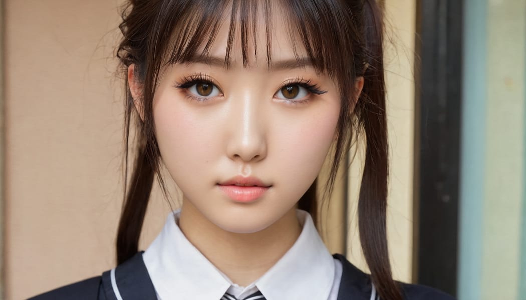 Tags: 21872187, SDXL
{"3": {"inputs": {"seed": 488332179160024, "steps": 64, "cfg": 6.11, "sampler_name": "dpmpp_2m", "scheduler": "karras", "denoise": 1.0, "model": ["27", 0], "positive": ["6", 0], "negative": ["7", 0], "latent_image": ["5", 0]}, "class_type": "KSampler"}, "4": {"inputs": {"ckpt_name": "juggernautxl.safetensors"}, "class_type": "CheckpointLoaderSimple"}, "5": {"inputs": {"width": 1344, "height": 768, "batch_size": 1}, "class_type": "EmptyLatentImage"}, "6": {"inputs": {"text": "23 year old girl, (japanese:1.03), (beautiful eyes:1.06), (seductive facial expression:1.14), (seductive pose:1.11), (slim:1.04), (pale skin:0.96), (double eyelids:0.95), (blush:0.97), (idol:1.04), (temptress:1.03), (detailed face:0.97), (eyelashes:1.10), (sexy lips:0.95), (cute:1.03), (in a seductive pose:1.03), (large perky breasts:1.07), (cleavage:0.96), (thigh gap:1.08), (school uniform:1.07), choker, busy street, (skin fuzz:1.02), (natural looking skin:1.00), (RAW:1.01), (film:1.07), (textured skin:1.07), (detailed skin:1.03), (candid cinema:1.01), (soft lighting:1.04), (portra:1.04)", "clip": ["27", 1]}, "class_type": "CLIPTextEncode"}, "7": {"inputs": {"text": "(worst quality:1.05), (low resolution:1.11), (distorted:1.07), (watermark:1.07), (open mouth:1.07), (twisted:1.12), (bad hands:1.12)", "clip": ["27", 1]}, "class_type": "CLIPTextEncode"}, "8": {"inputs": {"samples": ["3", 0], "vae": ["4", 2]}, "class_type": "VAEDecode"}, "25": {"inputs": {"lora_name": "nudify_xl.safetensors", "strength_model": 0.01, "strength_clip": 0.11, "model": ["4", 0], "clip": ["4", 1]}, "class_type": "LoraLoader"}, "26": {"inputs": {"lora_name": "shirtlift_SDXL_v2.safetensors", "strength_model": 0.12, "strength_clip": 0.1, "model": ["25", 0], "clip": ["25", 1]}, "class_type": "LoraLoader"}, "27": {"inputs": {"lora_name": "PerfectEyesXL.safetensors", "strength_model": 0.15, "strength_clip": 0.0, "model": ["26", 0], "clip": ["26", 1]}, "class_type": "LoraLoader"}, "30": {"inputs": {"model_name": "4x_NMKD-Superscale-SP_178000_G.pth"}, "class_type": "UpscaleModelLoader"}, "31": {"inputs": {"upscale_model": ["30", 0], "image": ["8", 0]}, "class_type": "ImageUpscaleWithModel"}, "32": {"inputs": {"upscale_method": "lanczos", "scale_by": 0.5, "image": ["31", 0]}, "class_type": "ImageScaleBy"}, "33": {"inputs": {"pixels": ["32", 0], "vae": ["4", 2]}, "class_type": "VAEEncode"}, "34": {"inputs": {"seed": 488332179160024, "steps": 64, "cfg": 6.11, "sampler_name": "dpmpp_2m", "scheduler": "karras", "denoise": 0.3, "model": ["27", 0], "positive": ["6", 0], "negative": ["7", 0], "latent_image": ["33", 0]}, "class_type": "KSampler"}, "36": {"inputs": {"samples": ["34", 0], "vae": ["4", 2]}, "class_type": "VAEDecode"}, "39": {"inputs": {"filename_prefix": "comfyapi-1713308416597", "images": ["36", 0]}, "class_type": "SaveImage"}}