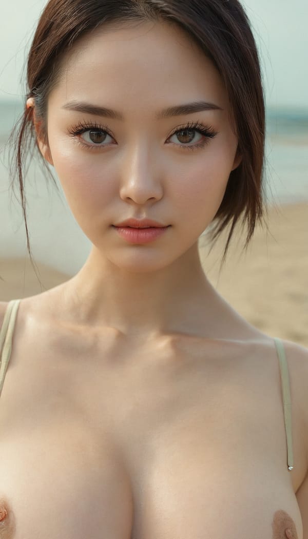 Tags: 21872187, SDXL
{"3": {"inputs": {"seed": 393287587575677, "steps": 32, "cfg": 6.55, "sampler_name": "dpmpp_2m", "scheduler": "karras", "denoise": 1.0, "model": ["27", 0], "positive": ["6", 0], "negative": ["7", 0], "latent_image": ["5", 0]}, "class_type": "KSampler"}, "4": {"inputs": {"ckpt_name": "juggernautxl.safetensors"}, "class_type": "CheckpointLoaderSimple"}, "5": {"inputs": {"width": 768, "height": 1344, "batch_size": 1}, "class_type": "EmptyLatentImage"}, "6": {"inputs": {"text": "27 year old girl, (russian:1.05), (chinese:1.04), (ukrainian:1.11), (detailed face:1.08), (slim:1.06), (beautiful eyes:1.03), (seductive facial expression:1.06), (double eyelids:0.96), (seductive pose:1.13), (cute:1.00), (pale skin:0.98), (sexy lips:1.08), (eyelashes:1.11), (temptress:1.13), (in a seductive pose:0.96), (large perky breasts:1.09), (cleavage:0.98), (thigh gap:1.12), wearing (bikini:0.99) at a beach, (soft lighting:1.03), (candid cinema:1.08), (portra:1.06), (detailed skin:1.05), (natural looking skin:1.03), (RAW:1.04), (film:1.07), (skin fuzz:1.06), (textured skin:1.07)", "clip": ["27", 1]}, "class_type": "CLIPTextEncode"}, "7": {"inputs": {"text": "(worst quality:1.11), (bad hands:1.05), (distorted:1.11), (twisted:1.14), (low resolution:1.07), (watermark:1.07), (open mouth:1.10)", "clip": ["27", 1]}, "class_type": "CLIPTextEncode"}, "8": {"inputs": {"samples": ["3", 0], "vae": ["4", 2]}, "class_type": "VAEDecode"}, "25": {"inputs": {"lora_name": "nudify_xl.safetensors", "strength_model": 0.07, "strength_clip": 0.15, "model": ["4", 0], "clip": ["4", 1]}, "class_type": "LoraLoader"}, "26": {"inputs": {"lora_name": "shirtlift_SDXL_v2.safetensors", "strength_model": 0.0, "strength_clip": 0.04, "model": ["25", 0], "clip": ["25", 1]}, "class_type": "LoraLoader"}, "27": {"inputs": {"lora_name": "PerfectEyesXL.safetensors", "strength_model": 0.05, "strength_clip": 0.11, "model": ["26", 0], "clip": ["26", 1]}, "class_type": "LoraLoader"}, "30": {"inputs": {"model_name": "4x_NMKD-Superscale-SP_178000_G.pth"}, "class_type": "UpscaleModelLoader"}, "31": {"inputs": {"upscale_model": ["30", 0], "image": ["8", 0]}, "class_type": "ImageUpscaleWithModel"}, "32": {"inputs": {"upscale_method": "lanczos", "scale_by": 0.5, "image": ["31", 0]}, "class_type": "ImageScaleBy"}, "33": {"inputs": {"pixels": ["32", 0], "vae": ["4", 2]}, "class_type": "VAEEncode"}, "34": {"inputs": {"seed": 393287587575677, "steps": 32, "cfg": 6.55, "sampler_name": "dpmpp_2m", "scheduler": "karras", "denoise": 0.3, "model": ["27", 0], "positive": ["6", 0], "negative": ["7", 0], "latent_image": ["33", 0]}, "class_type": "KSampler"}, "36": {"inputs": {"samples": ["34", 0], "vae": ["4", 2]}, "class_type": "VAEDecode"}, "39": {"inputs": {"filename_prefix": "comfyapi-1723640529970", "images": ["36", 0]}, "class_type": "SaveImage"}}