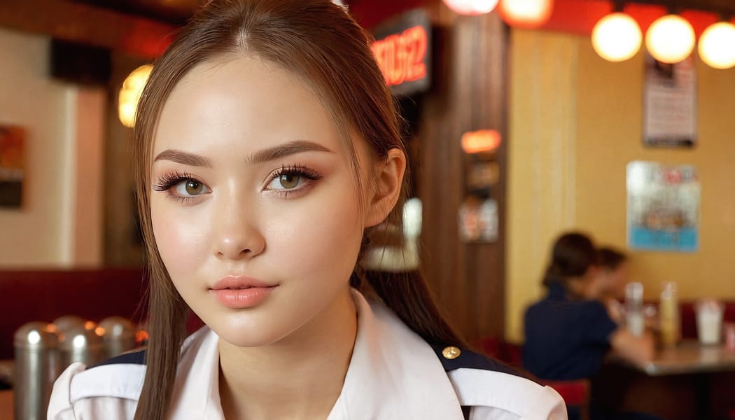 Tags: 21872187, SDXL
{"3": {"inputs": {"seed": 485920870952777, "steps": 32, "cfg": 7.82, "sampler_name": "dpmpp_2m", "scheduler": "karras", "denoise": 1.0, "model": ["27", 0], "positive": ["6", 0], "negative": ["7", 0], "latent_image": ["5", 0]}, "class_type": "KSampler"}, "4": {"inputs": {"ckpt_name": "juggernautxl.safetensors"}, "class_type": "CheckpointLoaderSimple"}, "5": {"inputs": {"width": 1344, "height": 768, "batch_size": 1}, "class_type": "EmptyLatentImage"}, "6": {"inputs": {"text": "21 year old girl, (russian:0.95), (seductive pose:1.03), (temptress:1.07), (detailed face:0.95), (blush:1.09), (beautiful eyes:1.03), (slim:1.14), (seductive facial expression:1.09), (double eyelids:0.99), (sexy lips:1.08), (idol:1.03), (cute:1.08), (eyelashes:1.13), (perky ass:1.07), (exposed ass:1.14), (looking back:1.09), (sexy ass:1.10), (thigh gap:0.95), (a waitress in uniform:1.05) working at a restaurant, (candid cinema:1.05), (film:1.01), (portra:1.07), (skin fuzz:1.03), (soft lighting:1.05), (detailed skin:1.07), (natural looking skin:1.03), (RAW:1.08), (textured skin:1.01)", "clip": ["27", 1]}, "class_type": "CLIPTextEncode"}, "7": {"inputs": {"text": "(distorted:1.10), (twisted:1.07), (bad hands:1.05), (worst quality:1.06), (low resolution:1.13), (watermark:1.10)", "clip": ["27", 1]}, "class_type": "CLIPTextEncode"}, "8": {"inputs": {"samples": ["3", 0], "vae": ["4", 2]}, "class_type": "VAEDecode"}, "25": {"inputs": {"lora_name": "nudify_xl.safetensors", "strength_model": 0.39, "strength_clip": 0.04, "model": ["4", 0], "clip": ["4", 1]}, "class_type": "LoraLoader"}, "26": {"inputs": {"lora_name": "shirtlift_SDXL_v2.safetensors", "strength_model": 0.06, "strength_clip": 0.11, "model": ["25", 0], "clip": ["25", 1]}, "class_type": "LoraLoader"}, "27": {"inputs": {"lora_name": "PerfectEyesXL.safetensors", "strength_model": 0.19, "strength_clip": 0.11, "model": ["26", 0], "clip": ["26", 1]}, "class_type": "LoraLoader"}, "30": {"inputs": {"model_name": "4x_NMKD-Superscale-SP_178000_G.pth"}, "class_type": "UpscaleModelLoader"}, "31": {"inputs": {"upscale_model": ["30", 0], "image": ["8", 0]}, "class_type": "ImageUpscaleWithModel"}, "32": {"inputs": {"upscale_method": "lanczos", "scale_by": 0.5, "image": ["31", 0]}, "class_type": "ImageScaleBy"}, "33": {"inputs": {"pixels": ["32", 0], "vae": ["4", 2]}, "class_type": "VAEEncode"}, "34": {"inputs": {"seed": 485920870952777, "steps": 32, "cfg": 7.82, "sampler_name": "dpmpp_2m", "scheduler": "karras", "denoise": 0.3, "model": ["27", 0], "positive": ["6", 0], "negative": ["7", 0], "latent_image": ["33", 0]}, "class_type": "KSampler"}, "36": {"inputs": {"samples": ["34", 0], "vae": ["4", 2]}, "class_type": "VAEDecode"}, "39": {"inputs": {"filename_prefix": "comfyapi-1714270759310", "images": ["36", 0]}, "class_type": "SaveImage"}}